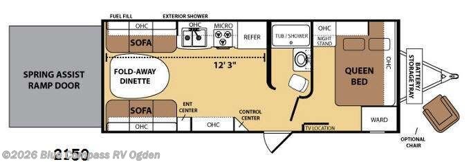 2014 Dutchmen Razorback 2150 - Used Toy Hauler For Sale by Blue Compass RV Ogden in Marriott-Slaterville, Utah