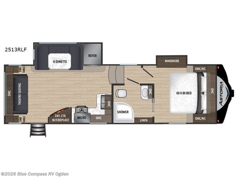 2019 Dutchmen Astoria 2513RLF - Used Fifth Wheel For Sale by Blue Compass RV Ogden in Marriott-Slaterville, Utah features Slideout