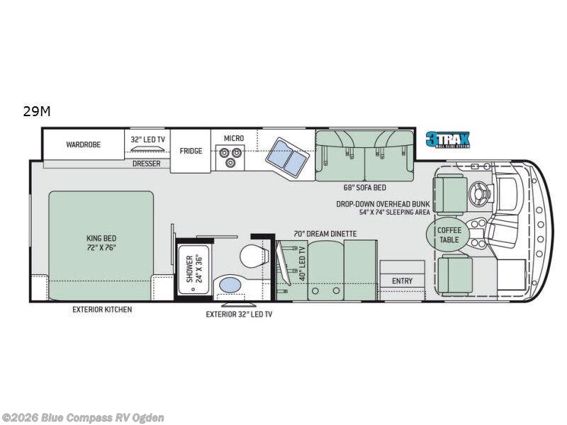 2018 Thor Motor Coach Windsport 29M - Used Class A For Sale by Blue Compass RV Ogden in Marriott-Slaterville, Utah features Slideout