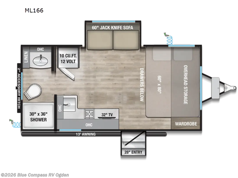 2027 Alliance RV Delta Solo ML166 - New Travel Trailer For Sale by Blue Compass RV Ogden in Marriott-Slaterville, Utah features Slideout