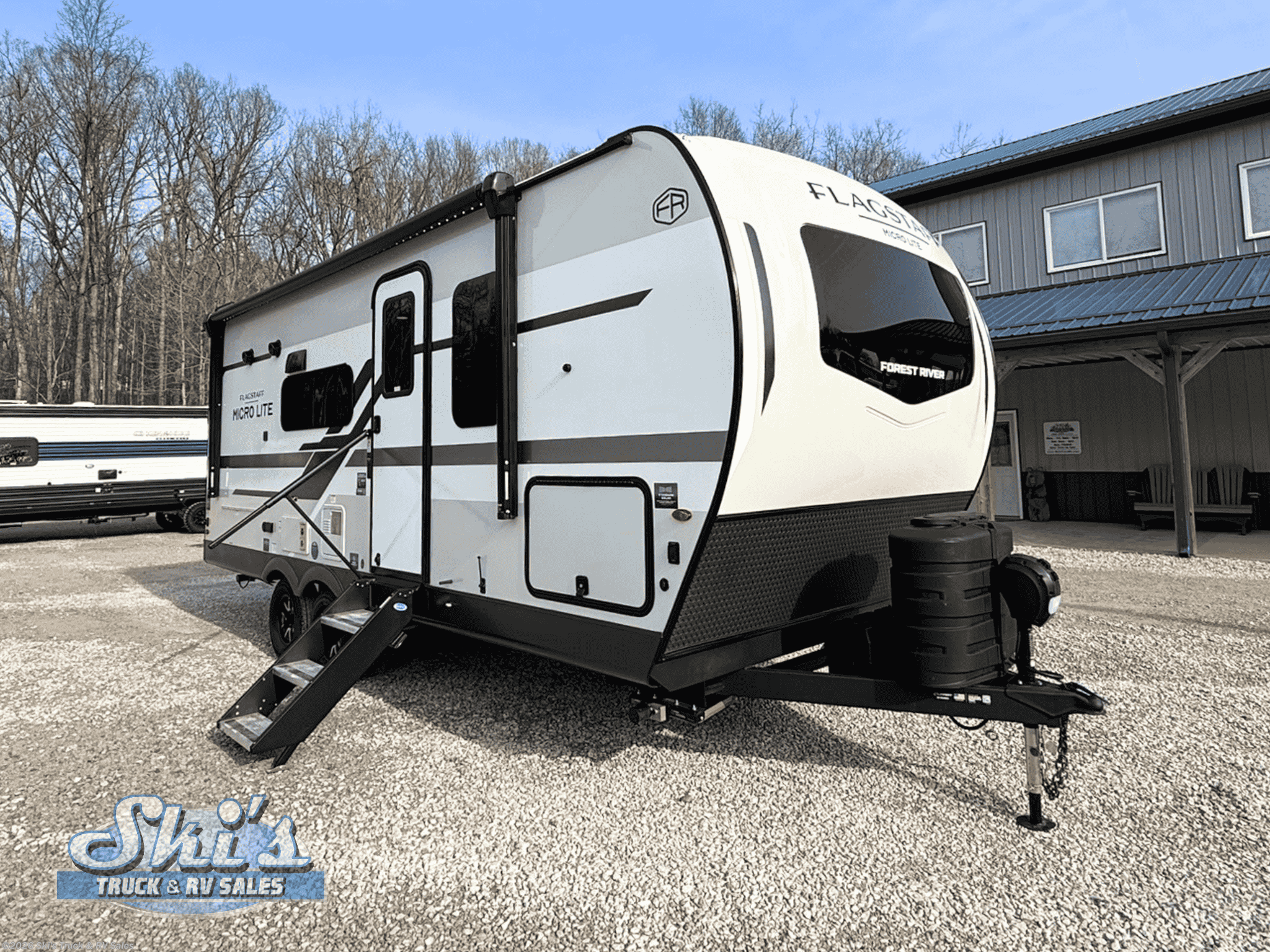 2026 Forest River Flagstaff Micro Lite 22SQS - New Travel Trailer For Sale by Ski's Truck & RV Sales in Rockville, Indiana