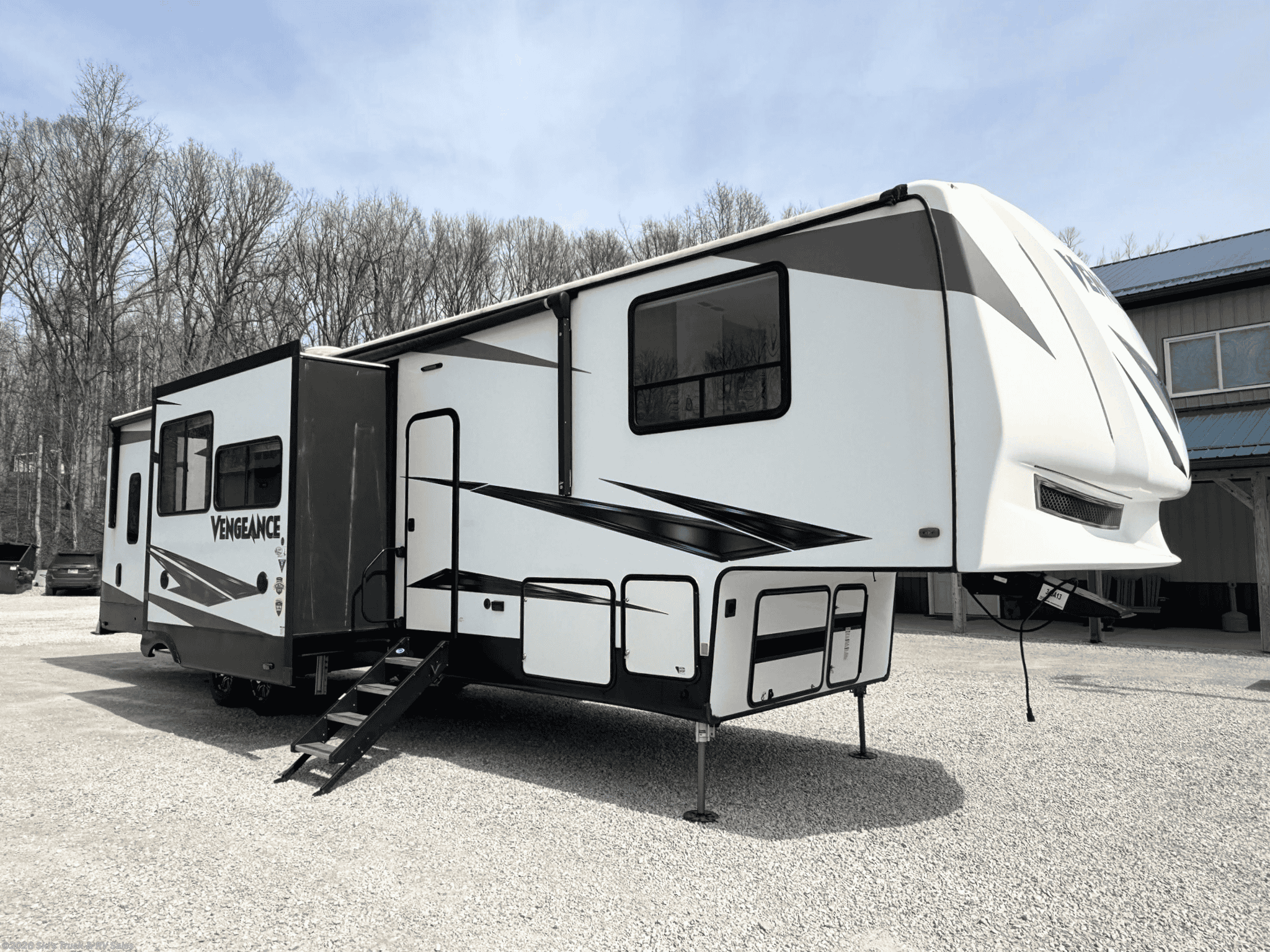 2019 Forest River Vengeance 348A13 - Used Toy Hauler For Sale by Ski's Truck & RV Sales in Rockville, Indiana