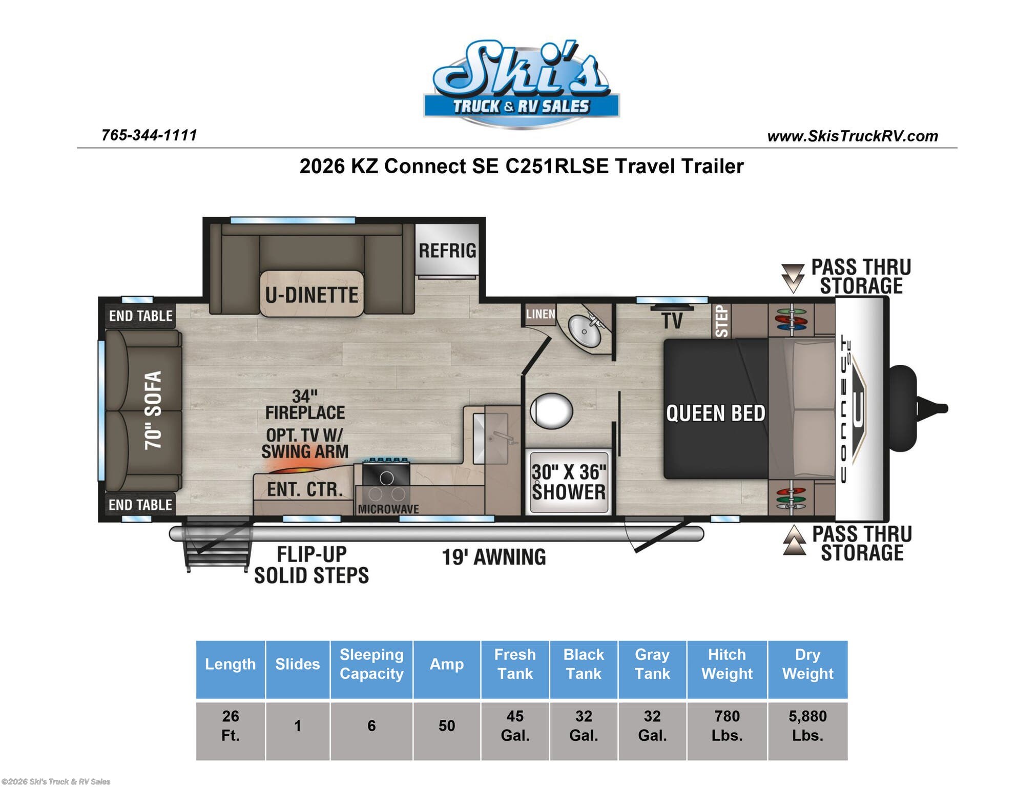 New 2026 K-Z Connect SE C251RLSE available in Rockville, Indiana