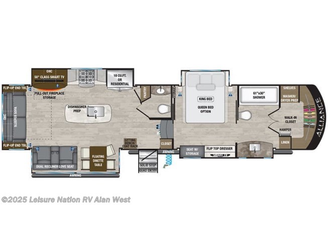 11039 - 2021 Alliance RV Paradigm 370FB Fifth Wheel for sale ...