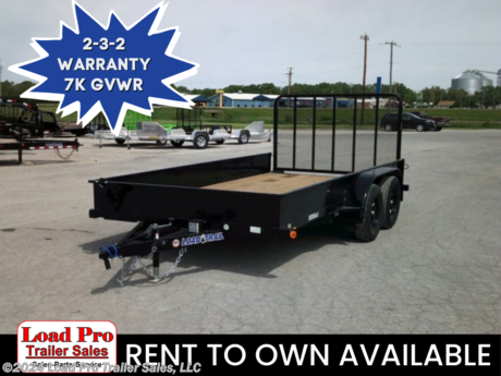 &lt;p&gt;&lt;span style=&quot;color: #363636; font-family: Hind, sans-serif; font-size: 16px;&quot;&gt;We offer RENT TO OWN and also offer Traditional Financing with approved credit !! This Trailer is for sale at Load Pro Trailer Sales in Clarinda Iowa.&amp;nbsp;&lt;/span&gt;&lt;/p&gt;
&lt;p&gt;&lt;span style=&quot;color: #363636; font-family: Hind, sans-serif; font-size: 16px;&quot;&gt;New Load Trail UE8314032 Solid Side Utility Trailer for sale.&lt;/span&gt;&lt;/p&gt;
&lt;p&gt;&lt;span style=&quot;color: #222222; font-family: &#39;Maven Pro&#39;, &#39;open sans&#39;, &#39;Helvetica Neue&#39;, Helvetica, Arial, sans-serif; font-size: 13px;&quot;&gt;83&quot; x 14&#39; Tandem Axle Utility&amp;nbsp;&lt;/span&gt;&lt;/p&gt;
&lt;ul class=&quot;m-t-sm&quot; style=&quot;box-sizing: border-box; margin-top: 10px; margin-bottom: 10px; color: #222222; font-family: &#39;Maven Pro&#39;, &#39;open sans&#39;, &#39;Helvetica Neue&#39;, Helvetica, Arial, sans-serif; font-size: 13px; padding-left: 16px;&quot;&gt;
&lt;li style=&quot;box-sizing: border-box;&quot;&gt;2&quot; x 3&quot; Angle Frame&lt;/li&gt;
&lt;li style=&quot;box-sizing: border-box;&quot;&gt;2 - 3,500 Lb Dexter Spring Axles (2 Elec FSA Brakes on each axle)&lt;/li&gt;
&lt;li style=&quot;box-sizing: border-box;&quot;&gt;ST205/75 R15 LRC 6 Ply.&amp;nbsp;&lt;/li&gt;
&lt;li style=&quot;box-sizing: border-box;&quot;&gt;Coupler 2&quot; A-Frame Cast&lt;/li&gt;
&lt;li style=&quot;box-sizing: border-box;&quot;&gt;Treated Wood Floor&lt;/li&gt;
&lt;li style=&quot;box-sizing: border-box;&quot;&gt;Smooth Plate Straight Fenders (weld-on)&lt;/li&gt;
&lt;li style=&quot;box-sizing: border-box;&quot;&gt;4&#39; Fold In Gate Tubing w/Exp. Metal&lt;/li&gt;
&lt;li style=&quot;box-sizing: border-box;&quot;&gt;24&quot; Cross-Members&lt;/li&gt;
&lt;li style=&quot;box-sizing: border-box;&quot;&gt;Jack Swivel 5000 lb.&lt;/li&gt;
&lt;li style=&quot;box-sizing: border-box;&quot;&gt;Lights LED (w/Cold Weather Harness)&lt;/li&gt;
&lt;li style=&quot;box-sizing: border-box;&quot;&gt;4 - U-Hooks&lt;/li&gt;
&lt;li style=&quot;box-sizing: border-box;&quot;&gt;Solid Form Sides (weld on)&lt;/li&gt;
&lt;li style=&quot;box-sizing: border-box;&quot;&gt;Spring Assist on Fold Gate&lt;/li&gt;
&lt;li style=&quot;box-sizing: border-box;&quot;&gt;Spare Tire Mount&lt;/li&gt;
&lt;li style=&quot;box-sizing: border-box;&quot;&gt;Black (w/Primer)&lt;/li&gt;
&lt;li style=&quot;box-sizing: border-box;&quot;&gt;
&lt;p style=&quot;box-sizing: inherit; margin-top: 0px; margin-bottom: 1rem; color: #373a3c; font-family: Lato, sans-serif;&quot;&gt;&lt;span style=&quot;box-sizing: inherit; font-size: 14px; color: #222222; font-family: &#39;Maven Pro&#39;, &#39;open sans&#39;, &#39;Helvetica Neue&#39;, Helvetica, Arial, sans-serif;&quot;&gt;&lt;span style=&quot;box-sizing: inherit; font-size: 13px;&quot;&gt;All prices are cash or Finance.&amp;nbsp; We offer financing through Sheffield Financial with approved credit on new trailers . We are a &lt;/span&gt;&lt;/span&gt;Licensed dealer for Load Trail, Cross Enclosed Cargo Trailers,and M&amp;amp;W Welding trailers.&lt;/p&gt;
&lt;/li&gt;
&lt;li style=&quot;box-sizing: border-box;&quot;&gt;
&lt;p style=&quot;box-sizing: inherit; margin-top: 0px; margin-bottom: 1rem; color: #373a3c; font-family: Lato, sans-serif;&quot;&gt;We carry&amp;nbsp;&lt;span style=&quot;box-sizing: inherit; color: #222222; font-family: &#39;Maven Pro&#39;, &#39;open sans&#39;, &#39;Helvetica Neue&#39;, Helvetica, Arial, sans-serif;&quot;&gt;enclosed cargo trailers,Low pro trailers, Utility Trailer, dump trailer, Bobcat trailer, car trailer,&amp;nbsp;&lt;/span&gt;&lt;span class=&quot;gmail-&quot; style=&quot;box-sizing: inherit; color: #222222; font-family: &#39;Maven Pro&#39;, &#39;open sans&#39;, &#39;Helvetica Neue&#39;, Helvetica, Arial, sans-serif;&quot;&gt;&lt;span class=&quot;gmail-&quot; style=&quot;box-sizing: inherit;&quot;&gt;&lt;span class=&quot;gmail-&quot; style=&quot;box-sizing: inherit;&quot;&gt;&lt;span class=&quot;gmail-&quot; style=&quot;box-sizing: inherit;&quot;&gt;&lt;span class=&quot;gmail-&quot; style=&quot;box-sizing: inherit;&quot;&gt;&lt;span class=&quot;gmail-&quot; style=&quot;box-sizing: inherit;&quot;&gt;&lt;span class=&quot;gmail-&quot; style=&quot;box-sizing: inherit;&quot;&gt;&lt;span class=&quot;gmail-nanospell-typo&quot; style=&quot;box-sizing: inherit; border: none; cursor: auto; background: url(&#39;wiggle.png&#39;) 0% 100% repeat-x;&quot;&gt;ATV&lt;/span&gt;&lt;/span&gt;&lt;/span&gt;&lt;/span&gt;&lt;/span&gt;&lt;/span&gt;&lt;/span&gt;&lt;/span&gt;&lt;span style=&quot;box-sizing: inherit; color: #222222; font-family: &#39;Maven Pro&#39;, &#39;open sans&#39;, &#39;Helvetica Neue&#39;, Helvetica, Arial, sans-serif;&quot;&gt;&amp;nbsp;Trailers,&amp;nbsp;&lt;/span&gt;&lt;span class=&quot;gmail-&quot; style=&quot;box-sizing: inherit; color: #222222; font-family: &#39;Maven Pro&#39;, &#39;open sans&#39;, &#39;Helvetica Neue&#39;, Helvetica, Arial, sans-serif;&quot;&gt;&lt;span class=&quot;gmail-&quot; style=&quot;box-sizing: inherit;&quot;&gt;&lt;span class=&quot;gmail-&quot; style=&quot;box-sizing: inherit;&quot;&gt;&lt;span class=&quot;gmail-&quot; style=&quot;box-sizing: inherit;&quot;&gt;&lt;span class=&quot;gmail-&quot; style=&quot;box-sizing: inherit;&quot;&gt;&lt;span class=&quot;gmail-&quot; style=&quot;box-sizing: inherit;&quot;&gt;&lt;span class=&quot;gmail-&quot; style=&quot;box-sizing: inherit;&quot;&gt;&lt;span class=&quot;gmail-nanospell-typo&quot; style=&quot;box-sizing: inherit; border: none; cursor: auto; background: url(&#39;wiggle.png&#39;) 0% 100% repeat-x;&quot;&gt;UTV&lt;/span&gt;&lt;/span&gt;&lt;/span&gt;&lt;/span&gt;&lt;/span&gt;&lt;/span&gt;&lt;/span&gt;&lt;/span&gt;&lt;span style=&quot;box-sizing: inherit; color: #222222; font-family: &#39;Maven Pro&#39;, &#39;open sans&#39;, &#39;Helvetica Neue&#39;, Helvetica, Arial, sans-serif;&quot;&gt;&amp;nbsp;Trailers,&amp;nbsp;&lt;/span&gt;&lt;span class=&quot;gmail-&quot; style=&quot;box-sizing: inherit; color: #222222; font-family: &#39;Maven Pro&#39;, &#39;open sans&#39;, &#39;Helvetica Neue&#39;, Helvetica, Arial, sans-serif;&quot;&gt;&lt;span class=&quot;gmail-&quot; style=&quot;box-sizing: inherit;&quot;&gt;&lt;span class=&quot;gmail-&quot; style=&quot;box-sizing: inherit;&quot;&gt;&lt;span class=&quot;gmail-&quot; style=&quot;box-sizing: inherit;&quot;&gt;&lt;span class=&quot;gmail-&quot; style=&quot;box-sizing: inherit;&quot;&gt;&lt;span class=&quot;gmail-&quot; style=&quot;box-sizing: inherit;&quot;&gt;&lt;span class=&quot;gmail-&quot; style=&quot;box-sizing: inherit;&quot;&gt;&lt;span class=&quot;gmail-nanospell-typo&quot; style=&quot;box-sizing: inherit; border: none; cursor: auto; background: url(&#39;wiggle.png&#39;) 0% 100% repeat-x;&quot;&gt;tiltbed&lt;/span&gt;&lt;/span&gt;&lt;/span&gt;&lt;/span&gt;&lt;/span&gt;&lt;/span&gt;&lt;/span&gt;&lt;/span&gt;&lt;span style=&quot;box-sizing: inherit; color: #222222; font-family: &#39;Maven Pro&#39;, &#39;open sans&#39;, &#39;Helvetica Neue&#39;, Helvetica, Arial, sans-serif;&quot;&gt;&amp;nbsp;equipment trailers, Hydraulic dovetail trailers,&lt;/span&gt;&lt;span style=&quot;box-sizing: inherit; color: #222222; font-family: &#39;Maven Pro&#39;, &#39;open sans&#39;, &#39;Helvetica Neue&#39;, Helvetica, Arial, sans-serif;&quot;&gt;Implement trailers, Car Haulers,&amp;nbsp;&lt;/span&gt;&lt;span class=&quot;gmail-&quot; style=&quot;box-sizing: inherit; color: #222222; font-family: &#39;Maven Pro&#39;, &#39;open sans&#39;, &#39;Helvetica Neue&#39;, Helvetica, Arial, sans-serif;&quot;&gt;&lt;span class=&quot;gmail-&quot; style=&quot;box-sizing: inherit;&quot;&gt;&lt;span class=&quot;gmail-&quot; style=&quot;box-sizing: inherit;&quot;&gt;&lt;span class=&quot;gmail-&quot; style=&quot;box-sizing: inherit;&quot;&gt;&lt;span class=&quot;gmail-&quot; style=&quot;box-sizing: inherit;&quot;&gt;&lt;span class=&quot;gmail-&quot; style=&quot;box-sizing: inherit;&quot;&gt;&lt;span class=&quot;gmail-&quot; style=&quot;box-sizing: inherit;&quot;&gt;&lt;span class=&quot;gmail-nanospell-typo&quot; style=&quot;box-sizing: inherit; border: none; cursor: auto; background: url(&#39;wiggle.png&#39;) 0% 100% repeat-x;&quot;&gt;skidloader&lt;/span&gt;&lt;/span&gt;&lt;/span&gt;&lt;/span&gt;&lt;/span&gt;&lt;/span&gt;&lt;/span&gt;&lt;/span&gt;&lt;span style=&quot;box-sizing: inherit; color: #222222; font-family: &#39;Maven Pro&#39;, &#39;open sans&#39;, &#39;Helvetica Neue&#39;, Helvetica, Arial, sans-serif;&quot;&gt;&amp;nbsp;trailer,I beam&amp;nbsp;&lt;/span&gt;&lt;span class=&quot;gmail-&quot; style=&quot;box-sizing: inherit; color: #222222; font-family: &#39;Maven Pro&#39;, &#39;open sans&#39;, &#39;Helvetica Neue&#39;, Helvetica, Arial, sans-serif;&quot;&gt;&lt;span class=&quot;gmail-&quot; style=&quot;box-sizing: inherit;&quot;&gt;&lt;span class=&quot;gmail-&quot; style=&quot;box-sizing: inherit;&quot;&gt;&lt;span class=&quot;gmail-&quot; style=&quot;box-sizing: inherit;&quot;&gt;&lt;span class=&quot;gmail-&quot; style=&quot;box-sizing: inherit;&quot;&gt;&lt;span class=&quot;gmail-&quot; style=&quot;box-sizing: inherit;&quot;&gt;&lt;span class=&quot;gmail-&quot; style=&quot;box-sizing: inherit;&quot;&gt;&lt;span class=&quot;gmail-nanospell-typo&quot; style=&quot;box-sizing: inherit; border: none; cursor: auto; background: url(&#39;wiggle.png&#39;) 0% 100% repeat-x;&quot;&gt;Gooseneck&lt;/span&gt;&lt;/span&gt;&lt;/span&gt;&lt;/span&gt;&lt;/span&gt;&lt;/span&gt;&lt;/span&gt;&lt;/span&gt;&lt;span style=&quot;box-sizing: inherit; color: #222222; font-family: &#39;Maven Pro&#39;, &#39;open sans&#39;, &#39;Helvetica Neue&#39;, Helvetica, Arial, sans-serif;&quot;&gt;&amp;nbsp;Trailer,&amp;nbsp;&lt;/span&gt;&lt;span class=&quot;gmail-&quot; style=&quot;box-sizing: inherit; color: #222222; font-family: &#39;Maven Pro&#39;, &#39;open sans&#39;, &#39;Helvetica Neue&#39;, Helvetica, Arial, sans-serif;&quot;&gt;&lt;span class=&quot;gmail-&quot; style=&quot;box-sizing: inherit;&quot;&gt;&lt;span class=&quot;gmail-&quot; style=&quot;box-sizing: inherit;&quot;&gt;&lt;span class=&quot;gmail-&quot; style=&quot;box-sizing: inherit;&quot;&gt;&lt;span class=&quot;gmail-&quot; style=&quot;box-sizing: inherit;&quot;&gt;&lt;span class=&quot;gmail-&quot; style=&quot;box-sizing: inherit;&quot;&gt;&lt;span class=&quot;gmail-&quot; style=&quot;box-sizing: inherit;&quot;&gt;&lt;span class=&quot;gmail-nanospell-typo&quot; style=&quot;box-sizing: inherit; border: none; cursor: auto; background: url(&#39;wiggle.png&#39;) 0% 100% repeat-x;&quot;&gt;Gooseneck&lt;/span&gt;&lt;/span&gt;&lt;/span&gt;&lt;/span&gt;&lt;/span&gt;&lt;/span&gt;&lt;/span&gt;&lt;/span&gt;&lt;span style=&quot;box-sizing: inherit; color: #222222; font-family: &#39;Maven Pro&#39;, &#39;open sans&#39;, &#39;Helvetica Neue&#39;, Helvetica, Arial, sans-serif;&quot;&gt;&amp;nbsp;Trailer, scissor lift trailers, slingshot trailer, farm trailers, landscape trailer,&lt;/span&gt;&lt;span style=&quot;box-sizing: inherit; color: #222222; font-family: &#39;Maven Pro&#39;, &#39;open sans&#39;, &#39;Helvetica Neue&#39;, Helvetica, Arial, sans-serif;&quot;&gt;forklift trailers, Spring loaded gate trailers, Aluminum trailer, Enclosed Car Trailers,&amp;nbsp;&lt;/span&gt;&lt;span class=&quot;gmail-&quot; style=&quot;box-sizing: inherit; color: #222222; font-family: &#39;Maven Pro&#39;, &#39;open sans&#39;, &#39;Helvetica Neue&#39;, Helvetica, Arial, sans-serif;&quot;&gt;&lt;span class=&quot;gmail-&quot; style=&quot;box-sizing: inherit;&quot;&gt;&lt;span class=&quot;gmail-&quot; style=&quot;box-sizing: inherit;&quot;&gt;&lt;span class=&quot;gmail-&quot; style=&quot;box-sizing: inherit;&quot;&gt;&lt;span class=&quot;gmail-&quot; style=&quot;box-sizing: inherit;&quot;&gt;&lt;span class=&quot;gmail-&quot; style=&quot;box-sizing: inherit;&quot;&gt;&lt;span class=&quot;gmail-&quot; style=&quot;box-sizing: inherit;&quot;&gt;&lt;span class=&quot;gmail-nanospell-typo&quot; style=&quot;box-sizing: inherit; border: none; cursor: auto; background: url(&#39;wiggle.png&#39;) 0% 100% repeat-x;&quot;&gt;Deckover&lt;/span&gt;&lt;/span&gt;&lt;/span&gt;&lt;/span&gt;&lt;/span&gt;&lt;/span&gt;&lt;/span&gt;&lt;/span&gt;&lt;span style=&quot;box-sizing: inherit; color: #222222; font-family: &#39;Maven Pro&#39;, &#39;open sans&#39;, &#39;Helvetica Neue&#39;, Helvetica, Arial, sans-serif;&quot;&gt;&amp;nbsp;Trailers,&amp;nbsp;&lt;/span&gt;&lt;span class=&quot;gmail-&quot; style=&quot;box-sizing: inherit; color: #222222; font-family: &#39;Maven Pro&#39;, &#39;open sans&#39;, &#39;Helvetica Neue&#39;, Helvetica, Arial, sans-serif;&quot;&gt;&lt;span class=&quot;gmail-&quot; style=&quot;box-sizing: inherit;&quot;&gt;&lt;span class=&quot;gmail-&quot; style=&quot;box-sizing: inherit;&quot;&gt;&lt;span class=&quot;gmail-&quot; style=&quot;box-sizing: inherit;&quot;&gt;&lt;span class=&quot;gmail-&quot; style=&quot;box-sizing: inherit;&quot;&gt;&lt;span class=&quot;gmail-&quot; style=&quot;box-sizing: inherit;&quot;&gt;&lt;span class=&quot;gmail-&quot; style=&quot;box-sizing: inherit;&quot;&gt;&lt;span class=&quot;gmail-nanospell-typo&quot; style=&quot;box-sizing: inherit; border: none; cursor: auto; background: url(&#39;wiggle.png&#39;) 0% 100% repeat-x;&quot;&gt;SXS&lt;/span&gt;&lt;/span&gt;&lt;/span&gt;&lt;/span&gt;&lt;/span&gt;&lt;/span&gt;&lt;/span&gt;&lt;/span&gt;&lt;span style=&quot;box-sizing: inherit; color: #222222; font-family: &#39;Maven Pro&#39;, &#39;open sans&#39;, &#39;Helvetica Neue&#39;, Helvetica, Arial, sans-serif;&quot;&gt;&amp;nbsp;Trailer, motorcycle trailers, Race trailers,&amp;nbsp;&lt;/span&gt;&lt;span class=&quot;gmail-&quot; style=&quot;box-sizing: inherit; color: #222222; font-family: &#39;Maven Pro&#39;, &#39;open sans&#39;, &#39;Helvetica Neue&#39;, Helvetica, Arial, sans-serif;&quot;&gt;&lt;span class=&quot;gmail-&quot; style=&quot;box-sizing: inherit;&quot;&gt;&lt;span class=&quot;gmail-&quot; style=&quot;box-sizing: inherit;&quot;&gt;&lt;span class=&quot;gmail-&quot; style=&quot;box-sizing: inherit;&quot;&gt;&lt;span class=&quot;gmail-&quot; style=&quot;box-sizing: inherit;&quot;&gt;&lt;span class=&quot;gmail-&quot; style=&quot;box-sizing: inherit;&quot;&gt;&lt;span class=&quot;gmail-&quot; style=&quot;box-sizing: inherit;&quot;&gt;&lt;span class=&quot;gmail-nanospell-typo&quot; style=&quot;box-sizing: inherit; border: none; cursor: auto; background: url(&#39;wiggle.png&#39;) 0% 100% repeat-x;&quot;&gt;lawncare&lt;/span&gt;&lt;/span&gt;&lt;/span&gt;&lt;/span&gt;&lt;/span&gt;&lt;/span&gt;&lt;/span&gt;&lt;/span&gt;&lt;span style=&quot;box-sizing: inherit; color: #222222; font-family: &#39;Maven Pro&#39;, &#39;open sans&#39;, &#39;Helvetica Neue&#39;, Helvetica, Arial, sans-serif;&quot;&gt;&amp;nbsp;trailer,&lt;/span&gt;&lt;span class=&quot;gmail-&quot; style=&quot;box-sizing: inherit; color: #222222; font-family: &#39;Maven Pro&#39;, &#39;open sans&#39;, &#39;Helvetica Neue&#39;, Helvetica, Arial, sans-serif;&quot;&gt;&lt;span class=&quot;gmail-&quot; style=&quot;box-sizing: inherit;&quot;&gt;&lt;span class=&quot;gmail-&quot; style=&quot;box-sizing: inherit;&quot;&gt;&lt;span class=&quot;gmail-&quot; style=&quot;box-sizing: inherit;&quot;&gt;&lt;span class=&quot;gmail-&quot; style=&quot;box-sizing: inherit;&quot;&gt;&lt;span class=&quot;gmail-&quot; style=&quot;box-sizing: inherit;&quot;&gt;&lt;span class=&quot;gmail-&quot; style=&quot;box-sizing: inherit;&quot;&gt;&lt;span class=&quot;gmail-nanospell-typo&quot; style=&quot;box-sizing: inherit; border: none; cursor: auto; background: url(&#39;wiggle.png&#39;) 0% 100% repeat-x;&quot;&gt;Pipetop&lt;/span&gt;&lt;/span&gt;&lt;/span&gt;&lt;/span&gt;&lt;/span&gt;&lt;/span&gt;&lt;/span&gt;&lt;/span&gt;&lt;span style=&quot;box-sizing: inherit; color: #222222; font-family: &#39;Maven Pro&#39;, &#39;open sans&#39;, &#39;Helvetica Neue&#39;, Helvetica, Arial, sans-serif;&quot;&gt;&amp;nbsp;Trailer, seed trailers, Box Trailer, tool trailers, Hay Trailers, Fuel Trailer, Self Unloading Hay Trailer, Used trailer for sale, Construction trailers, Craft Trailers,&amp;nbsp;&lt;/span&gt;&lt;span style=&quot;box-sizing: inherit; color: #222222; font-family: &#39;Maven Pro&#39;, &#39;open sans&#39;, &#39;Helvetica Neue&#39;, Helvetica, Arial, sans-serif;&quot;&gt;Trailer to haul my&amp;nbsp;&lt;/span&gt;&lt;span class=&quot;gmail-&quot; style=&quot;box-sizing: inherit; color: #222222; font-family: &#39;Maven Pro&#39;, &#39;open sans&#39;, &#39;Helvetica Neue&#39;, Helvetica, Arial, sans-serif;&quot;&gt;&lt;span class=&quot;gmail-&quot; style=&quot;box-sizing: inherit;&quot;&gt;&lt;span class=&quot;gmail-&quot; style=&quot;box-sizing: inherit;&quot;&gt;&lt;span class=&quot;gmail-&quot; style=&quot;box-sizing: inherit;&quot;&gt;&lt;span class=&quot;gmail-&quot; style=&quot;box-sizing: inherit;&quot;&gt;&lt;span class=&quot;gmail-&quot; style=&quot;box-sizing: inherit;&quot;&gt;&lt;span class=&quot;gmail-&quot; style=&quot;box-sizing: inherit;&quot;&gt;&lt;span class=&quot;gmail-nanospell-typo&quot; style=&quot;box-sizing: inherit; border: none; cursor: auto; background: url(&#39;wiggle.png&#39;) 0% 100% repeat-x;&quot;&gt;golfcart&lt;/span&gt;&lt;/span&gt;&lt;/span&gt;&lt;/span&gt;&lt;/span&gt;&lt;/span&gt;&lt;/span&gt;&lt;/span&gt;&lt;span style=&quot;box-sizing: inherit; color: #222222; font-family: &#39;Maven Pro&#39;, &#39;open sans&#39;, &#39;Helvetica Neue&#39;, Helvetica, Arial, sans-serif;&quot;&gt;, Jeep Trailers, Aluminum cargo trailers, and Buggy Haulers. We are centrally located between Kansas City - MO - Omaha, NE and Des&amp;nbsp;&lt;/span&gt;&lt;span class=&quot;gmail-&quot; style=&quot;box-sizing: inherit; color: #222222; font-family: &#39;Maven Pro&#39;, &#39;open sans&#39;, &#39;Helvetica Neue&#39;, Helvetica, Arial, sans-serif;&quot;&gt;&lt;span class=&quot;gmail-&quot; style=&quot;box-sizing: inherit;&quot;&gt;&lt;span class=&quot;gmail-&quot; style=&quot;box-sizing: inherit;&quot;&gt;&lt;span class=&quot;gmail-&quot; style=&quot;box-sizing: inherit;&quot;&gt;&lt;span class=&quot;gmail-&quot; style=&quot;box-sizing: inherit;&quot;&gt;&lt;span class=&quot;gmail-&quot; style=&quot;box-sizing: inherit;&quot;&gt;&lt;span class=&quot;gmail-&quot; style=&quot;box-sizing: inherit;&quot;&gt;&lt;span class=&quot;gmail-nanospell-typo&quot; style=&quot;box-sizing: inherit; border: none; cursor: auto; background: url(&#39;wiggle.png&#39;) 0% 100% repeat-x;&quot;&gt;Moines&lt;/span&gt;&lt;/span&gt;&lt;/span&gt;&lt;/span&gt;&lt;/span&gt;&lt;/span&gt;&lt;/span&gt;&lt;/span&gt;&lt;span style=&quot;box-sizing: inherit; color: #222222; font-family: &#39;Maven Pro&#39;, &#39;open sans&#39;, &#39;Helvetica Neue&#39;, Helvetica, Arial, sans-serif;&quot;&gt;, IA. We are close to Atlantic, IA - Red Oak, IA - Shenandoah, IA -&amp;nbsp;&lt;/span&gt;&lt;span class=&quot;gmail-&quot; style=&quot;box-sizing: inherit; color: #222222; font-family: &#39;Maven Pro&#39;, &#39;open sans&#39;, &#39;Helvetica Neue&#39;, Helvetica, Arial, sans-serif;&quot;&gt;&lt;span class=&quot;gmail-&quot; style=&quot;box-sizing: inherit;&quot;&gt;&lt;span class=&quot;gmail-&quot; style=&quot;box-sizing: inherit;&quot;&gt;&lt;span class=&quot;gmail-&quot; style=&quot;box-sizing: inherit;&quot;&gt;&lt;span class=&quot;gmail-&quot; style=&quot;box-sizing: inherit;&quot;&gt;&lt;span class=&quot;gmail-&quot; style=&quot;box-sizing: inherit;&quot;&gt;&lt;span class=&quot;gmail-&quot; style=&quot;box-sizing: inherit;&quot;&gt;&lt;span class=&quot;gmail-nanospell-typo&quot; style=&quot;box-sizing: inherit; border: none; cursor: auto; background: url(&#39;wiggle.png&#39;) 0% 100% repeat-x;&quot;&gt;Bradyville&lt;/span&gt;&lt;/span&gt;&lt;/span&gt;&lt;/span&gt;&lt;/span&gt;&lt;/span&gt;&lt;/span&gt;&lt;/span&gt;&lt;span style=&quot;box-sizing: inherit; color: #222222; font-family: &#39;Maven Pro&#39;, &#39;open sans&#39;, &#39;Helvetica Neue&#39;, Helvetica, Arial, sans-serif;&quot;&gt;, IA -&amp;nbsp;&lt;/span&gt;&lt;span class=&quot;gmail-&quot; style=&quot;box-sizing: inherit; color: #222222; font-family: &#39;Maven Pro&#39;, &#39;open sans&#39;, &#39;Helvetica Neue&#39;, Helvetica, Arial, sans-serif;&quot;&gt;&lt;span class=&quot;gmail-&quot; style=&quot;box-sizing: inherit;&quot;&gt;&lt;span class=&quot;gmail-&quot; style=&quot;box-sizing: inherit;&quot;&gt;&lt;span class=&quot;gmail-&quot; style=&quot;box-sizing: inherit;&quot;&gt;&lt;span class=&quot;gmail-&quot; style=&quot;box-sizing: inherit;&quot;&gt;&lt;span class=&quot;gmail-&quot; style=&quot;box-sizing: inherit;&quot;&gt;&lt;span class=&quot;gmail-&quot; style=&quot;box-sizing: inherit;&quot;&gt;&lt;span class=&quot;gmail-nanospell-typo&quot; style=&quot;box-sizing: inherit; border: none; cursor: auto; background: url(&#39;wiggle.png&#39;) 0% 100% repeat-x;&quot;&gt;Maryville&lt;/span&gt;&lt;/span&gt;&lt;/span&gt;&lt;/span&gt;&lt;/span&gt;&lt;/span&gt;&lt;/span&gt;&lt;/span&gt;&lt;span style=&quot;box-sizing: inherit; color: #222222; font-family: &#39;Maven Pro&#39;, &#39;open sans&#39;, &#39;Helvetica Neue&#39;, Helvetica, Arial, sans-serif;&quot;&gt;, MO - St Joseph, MO -&amp;nbsp;&lt;/span&gt;&lt;span class=&quot;gmail-&quot; style=&quot;box-sizing: inherit; color: #222222; font-family: &#39;Maven Pro&#39;, &#39;open sans&#39;, &#39;Helvetica Neue&#39;, Helvetica, Arial, sans-serif;&quot;&gt;&lt;span class=&quot;gmail-&quot; style=&quot;box-sizing: inherit;&quot;&gt;&lt;span class=&quot;gmail-&quot; style=&quot;box-sizing: inherit;&quot;&gt;&lt;span class=&quot;gmail-&quot; style=&quot;box-sizing: inherit;&quot;&gt;&lt;span class=&quot;gmail-&quot; style=&quot;box-sizing: inherit;&quot;&gt;&lt;span class=&quot;gmail-&quot; style=&quot;box-sizing: inherit;&quot;&gt;&lt;span class=&quot;gmail-&quot; style=&quot;box-sizing: inherit;&quot;&gt;&lt;span class=&quot;gmail-nanospell-typo&quot; style=&quot;box-sizing: inherit; border: none; cursor: auto; background: url(&#39;wiggle.png&#39;) 0% 100% repeat-x;&quot;&gt;Rockport&lt;/span&gt;&lt;/span&gt;&lt;/span&gt;&lt;/span&gt;&lt;/span&gt;&lt;/span&gt;&lt;/span&gt;&lt;/span&gt;&lt;span style=&quot;box-sizing: inherit; color: #222222; font-family: &#39;Maven Pro&#39;, &#39;open sans&#39;, &#39;Helvetica Neue&#39;, Helvetica, Arial, sans-serif;&quot;&gt;, MO. We carry a large selection of parts to fit all makes and models of trailer and have a full service shop to repair all makes and models of trailers.&lt;/span&gt;&lt;/p&gt;
&lt;/li&gt;
&lt;/ul&gt;