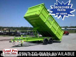 New 2024 Load Trail DZ 96X16 Deckover Dump Trailer 14K GVWR available in Clarinda, Iowa