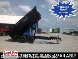 New 2024 Load Trail DL 83X14 Low Pro Tall Sided Dump Trailer 14K GVWR available in Clarinda, Iowa