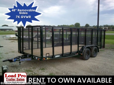 &lt;p&gt;&lt;span style=&quot;color: #363636; font-family: Hind, sans-serif; font-size: 16px;&quot;&gt;We offer RENT TO OWN and also offer Traditional Financing with approved credit !! This Trailer is for sale at Load Pro Trailer Sales in Clarinda Iowa.&amp;nbsp;&lt;/span&gt;&lt;/p&gt;
&lt;p&gt;&lt;strong&gt;&lt;span style=&quot;color: #363636; font-family: Hind, sans-serif;&quot;&gt;&lt;span style=&quot;font-size: 16px;&quot;&gt;83&quot; x 18&#39; Tandem Axle Landscape&lt;/span&gt;&lt;/span&gt;&lt;/strong&gt;&lt;/p&gt;
&lt;ul&gt;
&lt;li&gt;&lt;span style=&quot;color: #363636; font-family: Hind, sans-serif;&quot;&gt;&lt;span style=&quot;font-size: 16px;&quot;&gt;4&quot; Channel Frame&lt;/span&gt;&lt;/span&gt;&lt;/li&gt;
&lt;li&gt;&lt;span style=&quot;color: #363636; font-family: Hind, sans-serif;&quot;&gt;&lt;span style=&quot;font-size: 16px;&quot;&gt;2 - 3,500 Lb Dexter Spring Axles ( Elec FSA Brakes on both axles)&lt;/span&gt;&lt;/span&gt;&lt;/li&gt;
&lt;li&gt;&lt;span style=&quot;color: #363636; font-family: Hind, sans-serif;&quot;&gt;&lt;span style=&quot;font-size: 16px;&quot;&gt;ST205/75 R15 LRC 6 Ply.&amp;nbsp;&lt;/span&gt;&lt;/span&gt;&lt;/li&gt;
&lt;li&gt;&lt;span style=&quot;color: #363636; font-family: Hind, sans-serif;&quot;&gt;&lt;span style=&quot;font-size: 16px;&quot;&gt;Coupler 2&quot; A-Frame Cast&lt;/span&gt;&lt;/span&gt;&lt;/li&gt;
&lt;li&gt;&lt;span style=&quot;color: #363636; font-family: Hind, sans-serif;&quot;&gt;&lt;span style=&quot;font-size: 16px;&quot;&gt;Treated Wood Floor&lt;/span&gt;&lt;/span&gt;&lt;/li&gt;
&lt;li&gt;&lt;span style=&quot;color: #363636; font-family: Hind, sans-serif;&quot;&gt;&lt;span style=&quot;font-size: 16px;&quot;&gt;Smooth Plate Tear Drop Fenders (removable)&lt;/span&gt;&lt;/span&gt;&lt;/li&gt;
&lt;li&gt;&lt;span style=&quot;color: #363636; font-family: Hind, sans-serif;&quot;&gt;&lt;span style=&quot;font-size: 16px;&quot;&gt;4&#39; Fold Gate Tubing w/Exp. Metal&lt;/span&gt;&lt;/span&gt;&lt;/li&gt;
&lt;li&gt;&lt;span style=&quot;color: #363636; font-family: Hind, sans-serif;&quot;&gt;&lt;span style=&quot;font-size: 16px;&quot;&gt;24&quot; Cross-Members&lt;/span&gt;&lt;/span&gt;&lt;/li&gt;
&lt;li&gt;&lt;span style=&quot;color: #363636; font-family: Hind, sans-serif;&quot;&gt;&lt;span style=&quot;font-size: 16px;&quot;&gt;Jack Swivel 5000 lb.&lt;/span&gt;&lt;/span&gt;&lt;/li&gt;
&lt;li&gt;&lt;span style=&quot;color: #363636; font-family: Hind, sans-serif;&quot;&gt;&lt;span style=&quot;font-size: 16px;&quot;&gt;Lights LED (w/Cold Weather Harness)&lt;/span&gt;&lt;/span&gt;&lt;/li&gt;
&lt;li&gt;&lt;span style=&quot;color: #363636; font-family: Hind, sans-serif;&quot;&gt;&lt;span style=&quot;font-size: 16px;&quot;&gt;4 - U-Hooks&lt;/span&gt;&lt;/span&gt;&lt;/li&gt;
&lt;li&gt;&lt;span style=&quot;color: #363636; font-family: Hind, sans-serif;&quot;&gt;&lt;span style=&quot;font-size: 16px;&quot;&gt;Sq. Tube Side Rails 48&quot; (removable) w/Exp. Metal Sides&lt;/span&gt;&lt;/span&gt;&lt;/li&gt;
&lt;li&gt;&lt;span style=&quot;color: #363636; font-family: Hind, sans-serif;&quot;&gt;&lt;span style=&quot;font-size: 16px;&quot;&gt;Spring Assist on Fold Gate&lt;/span&gt;&lt;/span&gt;&lt;/li&gt;
&lt;li&gt;&lt;span style=&quot;color: #363636; font-family: Hind, sans-serif;&quot;&gt;&lt;span style=&quot;font-size: 16px;&quot;&gt;Spare Tire Mount&lt;/span&gt;&lt;/span&gt;&lt;/li&gt;
&lt;li&gt;&lt;span style=&quot;color: #363636; font-family: Hind, sans-serif;&quot;&gt;&lt;span style=&quot;font-size: 16px;&quot;&gt;Black (w/Primer)&lt;/span&gt;&lt;/span&gt;&lt;/li&gt;
&lt;li&gt;&lt;span style=&quot;color: #363636; font-family: Hind, sans-serif;&quot;&gt;&lt;span style=&quot;font-size: 16px;&quot;&gt;Road Service Program&lt;/span&gt;&lt;/span&gt;&lt;/li&gt;
&lt;/ul&gt;
&lt;ul style=&quot;box-sizing: border-box; margin-top: 0px; margin-bottom: 0px; padding-left: 1.5em; list-style: none; font-size: 16px; color: #232323; font-family: Arial, &#39; Helvetica Neue&#39;, Helvetica, Arial, sans-serif;&quot;&gt;
&lt;li style=&quot;box-sizing: border-box;&quot;&gt;
&lt;p style=&quot;box-sizing: inherit; margin-top: 0px; margin-bottom: 1rem; color: #373a3c; font-family: Lato, sans-serif;&quot;&gt;&lt;span style=&quot;box-sizing: inherit; font-size: 14px; color: #222222; font-family: &#39;Maven Pro&#39;, &#39;open sans&#39;, &#39;Helvetica Neue&#39;, Helvetica, Arial, sans-serif;&quot;&gt;&lt;span style=&quot;box-sizing: inherit; font-size: 13px;&quot;&gt;All prices are cash or Finance.&amp;nbsp; We offer financing through Sheffield Financial with approved credit on new trailers . We are a&amp;nbsp;&lt;/span&gt;&lt;/span&gt;Licensed dealer for Load Trail, Cross Enclosed Cargo Trailers,and M&amp;amp;W Welding trailers.&lt;/p&gt;
&lt;/li&gt;
&lt;li style=&quot;box-sizing: border-box;&quot;&gt;
&lt;p style=&quot;box-sizing: inherit; margin-top: 0px; margin-bottom: 1rem; color: #373a3c; font-family: Lato, sans-serif;&quot;&gt;We carry&amp;nbsp;&lt;span style=&quot;box-sizing: inherit; font-size: 13px; color: #222222; font-family: &#39;Maven Pro&#39;, &#39;open sans&#39;, &#39;Helvetica Neue&#39;, Helvetica, Arial, sans-serif;&quot;&gt;enclosed cargo trailers,Low pro trailers, Utility Trailer, dump trailer, Bobcat trailer, car trailer,&amp;nbsp;&lt;/span&gt;&lt;span class=&quot;gmail-&quot; style=&quot;box-sizing: inherit; font-size: 13px; color: #222222; font-family: &#39;Maven Pro&#39;, &#39;open sans&#39;, &#39;Helvetica Neue&#39;, Helvetica, Arial, sans-serif;&quot;&gt;&lt;span class=&quot;gmail-&quot; style=&quot;box-sizing: inherit;&quot;&gt;&lt;span class=&quot;gmail-&quot; style=&quot;box-sizing: inherit;&quot;&gt;&lt;span class=&quot;gmail-&quot; style=&quot;box-sizing: inherit;&quot;&gt;&lt;span class=&quot;gmail-&quot; style=&quot;box-sizing: inherit;&quot;&gt;&lt;span class=&quot;gmail-&quot; style=&quot;box-sizing: inherit;&quot;&gt;&lt;span class=&quot;gmail-&quot; style=&quot;box-sizing: inherit;&quot;&gt;&lt;span class=&quot;gmail-nanospell-typo&quot; style=&quot;box-sizing: inherit; border: none; cursor: auto; background: url(&#39;wiggle.png&#39;) 0% 100% repeat-x;&quot;&gt;ATV&lt;/span&gt;&lt;/span&gt;&lt;/span&gt;&lt;/span&gt;&lt;/span&gt;&lt;/span&gt;&lt;/span&gt;&lt;/span&gt;&lt;span style=&quot;box-sizing: inherit; font-size: 13px; color: #222222; font-family: &#39;Maven Pro&#39;, &#39;open sans&#39;, &#39;Helvetica Neue&#39;, Helvetica, Arial, sans-serif;&quot;&gt;&amp;nbsp;Trailers,&amp;nbsp;&lt;/span&gt;&lt;span class=&quot;gmail-&quot; style=&quot;box-sizing: inherit; font-size: 13px; color: #222222; font-family: &#39;Maven Pro&#39;, &#39;open sans&#39;, &#39;Helvetica Neue&#39;, Helvetica, Arial, sans-serif;&quot;&gt;&lt;span class=&quot;gmail-&quot; style=&quot;box-sizing: inherit;&quot;&gt;&lt;span class=&quot;gmail-&quot; style=&quot;box-sizing: inherit;&quot;&gt;&lt;span class=&quot;gmail-&quot; style=&quot;box-sizing: inherit;&quot;&gt;&lt;span class=&quot;gmail-&quot; style=&quot;box-sizing: inherit;&quot;&gt;&lt;span class=&quot;gmail-&quot; style=&quot;box-sizing: inherit;&quot;&gt;&lt;span class=&quot;gmail-&quot; style=&quot;box-sizing: inherit;&quot;&gt;&lt;span class=&quot;gmail-nanospell-typo&quot; style=&quot;box-sizing: inherit; border: none; cursor: auto; background: url(&#39;wiggle.png&#39;) 0% 100% repeat-x;&quot;&gt;UTV&lt;/span&gt;&lt;/span&gt;&lt;/span&gt;&lt;/span&gt;&lt;/span&gt;&lt;/span&gt;&lt;/span&gt;&lt;/span&gt;&lt;span style=&quot;box-sizing: inherit; font-size: 13px; color: #222222; font-family: &#39;Maven Pro&#39;, &#39;open sans&#39;, &#39;Helvetica Neue&#39;, Helvetica, Arial, sans-serif;&quot;&gt;&amp;nbsp;Trailers,&amp;nbsp;&lt;/span&gt;&lt;span class=&quot;gmail-&quot; style=&quot;box-sizing: inherit; font-size: 13px; color: #222222; font-family: &#39;Maven Pro&#39;, &#39;open sans&#39;, &#39;Helvetica Neue&#39;, Helvetica, Arial, sans-serif;&quot;&gt;&lt;span class=&quot;gmail-&quot; style=&quot;box-sizing: inherit;&quot;&gt;&lt;span class=&quot;gmail-&quot; style=&quot;box-sizing: inherit;&quot;&gt;&lt;span class=&quot;gmail-&quot; style=&quot;box-sizing: inherit;&quot;&gt;&lt;span class=&quot;gmail-&quot; style=&quot;box-sizing: inherit;&quot;&gt;&lt;span class=&quot;gmail-&quot; style=&quot;box-sizing: inherit;&quot;&gt;&lt;span class=&quot;gmail-&quot; style=&quot;box-sizing: inherit;&quot;&gt;&lt;span class=&quot;gmail-nanospell-typo&quot; style=&quot;box-sizing: inherit; border: none; cursor: auto; background: url(&#39;wiggle.png&#39;) 0% 100% repeat-x;&quot;&gt;tiltbed&lt;/span&gt;&lt;/span&gt;&lt;/span&gt;&lt;/span&gt;&lt;/span&gt;&lt;/span&gt;&lt;/span&gt;&lt;/span&gt;&lt;span style=&quot;box-sizing: inherit; font-size: 13px; color: #222222; font-family: &#39;Maven Pro&#39;, &#39;open sans&#39;, &#39;Helvetica Neue&#39;, Helvetica, Arial, sans-serif;&quot;&gt;&amp;nbsp;equipment trailers, Hydraulic dovetail trailers,&lt;/span&gt;&lt;span style=&quot;box-sizing: inherit; font-size: 13px; color: #222222; font-family: &#39;Maven Pro&#39;, &#39;open sans&#39;, &#39;Helvetica Neue&#39;, Helvetica, Arial, sans-serif;&quot;&gt;Implement trailers, Car Haulers,&amp;nbsp;&lt;/span&gt;&lt;span class=&quot;gmail-&quot; style=&quot;box-sizing: inherit; font-size: 13px; color: #222222; font-family: &#39;Maven Pro&#39;, &#39;open sans&#39;, &#39;Helvetica Neue&#39;, Helvetica, Arial, sans-serif;&quot;&gt;&lt;span class=&quot;gmail-&quot; style=&quot;box-sizing: inherit;&quot;&gt;&lt;span class=&quot;gmail-&quot; style=&quot;box-sizing: inherit;&quot;&gt;&lt;span class=&quot;gmail-&quot; style=&quot;box-sizing: inherit;&quot;&gt;&lt;span class=&quot;gmail-&quot; style=&quot;box-sizing: inherit;&quot;&gt;&lt;span class=&quot;gmail-&quot; style=&quot;box-sizing: inherit;&quot;&gt;&lt;span class=&quot;gmail-&quot; style=&quot;box-sizing: inherit;&quot;&gt;&lt;span class=&quot;gmail-nanospell-typo&quot; style=&quot;box-sizing: inherit; border: none; cursor: auto; background: url(&#39;wiggle.png&#39;) 0% 100% repeat-x;&quot;&gt;skidloader&lt;/span&gt;&lt;/span&gt;&lt;/span&gt;&lt;/span&gt;&lt;/span&gt;&lt;/span&gt;&lt;/span&gt;&lt;/span&gt;&lt;span style=&quot;box-sizing: inherit; font-size: 13px; color: #222222; font-family: &#39;Maven Pro&#39;, &#39;open sans&#39;, &#39;Helvetica Neue&#39;, Helvetica, Arial, sans-serif;&quot;&gt;&amp;nbsp;trailer,I beam&amp;nbsp;&lt;/span&gt;&lt;span class=&quot;gmail-&quot; style=&quot;box-sizing: inherit; font-size: 13px; color: #222222; font-family: &#39;Maven Pro&#39;, &#39;open sans&#39;, &#39;Helvetica Neue&#39;, Helvetica, Arial, sans-serif;&quot;&gt;&lt;span class=&quot;gmail-&quot; style=&quot;box-sizing: inherit;&quot;&gt;&lt;span class=&quot;gmail-&quot; style=&quot;box-sizing: inherit;&quot;&gt;&lt;span class=&quot;gmail-&quot; style=&quot;box-sizing: inherit;&quot;&gt;&lt;span class=&quot;gmail-&quot; style=&quot;box-sizing: inherit;&quot;&gt;&lt;span class=&quot;gmail-&quot; style=&quot;box-sizing: inherit;&quot;&gt;&lt;span class=&quot;gmail-&quot; style=&quot;box-sizing: inherit;&quot;&gt;&lt;span class=&quot;gmail-nanospell-typo&quot; style=&quot;box-sizing: inherit; border: none; cursor: auto; background: url(&#39;wiggle.png&#39;) 0% 100% repeat-x;&quot;&gt;Gooseneck&lt;/span&gt;&lt;/span&gt;&lt;/span&gt;&lt;/span&gt;&lt;/span&gt;&lt;/span&gt;&lt;/span&gt;&lt;/span&gt;&lt;span style=&quot;box-sizing: inherit; font-size: 13px; color: #222222; font-family: &#39;Maven Pro&#39;, &#39;open sans&#39;, &#39;Helvetica Neue&#39;, Helvetica, Arial, sans-serif;&quot;&gt;&amp;nbsp;Trailer,&amp;nbsp;&lt;/span&gt;&lt;span class=&quot;gmail-&quot; style=&quot;box-sizing: inherit; font-size: 13px; color: #222222; font-family: &#39;Maven Pro&#39;, &#39;open sans&#39;, &#39;Helvetica Neue&#39;, Helvetica, Arial, sans-serif;&quot;&gt;&lt;span class=&quot;gmail-&quot; style=&quot;box-sizing: inherit;&quot;&gt;&lt;span class=&quot;gmail-&quot; style=&quot;box-sizing: inherit;&quot;&gt;&lt;span class=&quot;gmail-&quot; style=&quot;box-sizing: inherit;&quot;&gt;&lt;span class=&quot;gmail-&quot; style=&quot;box-sizing: inherit;&quot;&gt;&lt;span class=&quot;gmail-&quot; style=&quot;box-sizing: inherit;&quot;&gt;&lt;span class=&quot;gmail-&quot; style=&quot;box-sizing: inherit;&quot;&gt;&lt;span class=&quot;gmail-nanospell-typo&quot; style=&quot;box-sizing: inherit; border: none; cursor: auto; background: url(&#39;wiggle.png&#39;) 0% 100% repeat-x;&quot;&gt;Gooseneck&lt;/span&gt;&lt;/span&gt;&lt;/span&gt;&lt;/span&gt;&lt;/span&gt;&lt;/span&gt;&lt;/span&gt;&lt;/span&gt;&lt;span style=&quot;box-sizing: inherit; font-size: 13px; color: #222222; font-family: &#39;Maven Pro&#39;, &#39;open sans&#39;, &#39;Helvetica Neue&#39;, Helvetica, Arial, sans-serif;&quot;&gt;&amp;nbsp;Trailer, scissor lift trailers, slingshot trailer, farm trailers, landscape trailer,&lt;/span&gt;&lt;span style=&quot;box-sizing: inherit; font-size: 13px; color: #222222; font-family: &#39;Maven Pro&#39;, &#39;open sans&#39;, &#39;Helvetica Neue&#39;, Helvetica, Arial, sans-serif;&quot;&gt;forklift trailers, Spring loaded gate trailers, Aluminum trailer, Enclosed Car Trailers,&amp;nbsp;&lt;/span&gt;&lt;span class=&quot;gmail-&quot; style=&quot;box-sizing: inherit; font-size: 13px; color: #222222; font-family: &#39;Maven Pro&#39;, &#39;open sans&#39;, &#39;Helvetica Neue&#39;, Helvetica, Arial, sans-serif;&quot;&gt;&lt;span class=&quot;gmail-&quot; style=&quot;box-sizing: inherit;&quot;&gt;&lt;span class=&quot;gmail-&quot; style=&quot;box-sizing: inherit;&quot;&gt;&lt;span class=&quot;gmail-&quot; style=&quot;box-sizing: inherit;&quot;&gt;&lt;span class=&quot;gmail-&quot; style=&quot;box-sizing: inherit;&quot;&gt;&lt;span class=&quot;gmail-&quot; style=&quot;box-sizing: inherit;&quot;&gt;&lt;span class=&quot;gmail-&quot; style=&quot;box-sizing: inherit;&quot;&gt;&lt;span class=&quot;gmail-nanospell-typo&quot; style=&quot;box-sizing: inherit; border: none; cursor: auto; background: url(&#39;wiggle.png&#39;) 0% 100% repeat-x;&quot;&gt;Deckover&lt;/span&gt;&lt;/span&gt;&lt;/span&gt;&lt;/span&gt;&lt;/span&gt;&lt;/span&gt;&lt;/span&gt;&lt;/span&gt;&lt;span style=&quot;box-sizing: inherit; font-size: 13px; color: #222222; font-family: &#39;Maven Pro&#39;, &#39;open sans&#39;, &#39;Helvetica Neue&#39;, Helvetica, Arial, sans-serif;&quot;&gt;&amp;nbsp;Trailers,&amp;nbsp;&lt;/span&gt;&lt;span class=&quot;gmail-&quot; style=&quot;box-sizing: inherit; font-size: 13px; color: #222222; font-family: &#39;Maven Pro&#39;, &#39;open sans&#39;, &#39;Helvetica Neue&#39;, Helvetica, Arial, sans-serif;&quot;&gt;&lt;span class=&quot;gmail-&quot; style=&quot;box-sizing: inherit;&quot;&gt;&lt;span class=&quot;gmail-&quot; style=&quot;box-sizing: inherit;&quot;&gt;&lt;span class=&quot;gmail-&quot; style=&quot;box-sizing: inherit;&quot;&gt;&lt;span class=&quot;gmail-&quot; style=&quot;box-sizing: inherit;&quot;&gt;&lt;span class=&quot;gmail-&quot; style=&quot;box-sizing: inherit;&quot;&gt;&lt;span class=&quot;gmail-&quot; style=&quot;box-sizing: inherit;&quot;&gt;&lt;span class=&quot;gmail-nanospell-typo&quot; style=&quot;box-sizing: inherit; border: none; cursor: auto; background: url(&#39;wiggle.png&#39;) 0% 100% repeat-x;&quot;&gt;SXS&lt;/span&gt;&lt;/span&gt;&lt;/span&gt;&lt;/span&gt;&lt;/span&gt;&lt;/span&gt;&lt;/span&gt;&lt;/span&gt;&lt;span style=&quot;box-sizing: inherit; font-size: 13px; color: #222222; font-family: &#39;Maven Pro&#39;, &#39;open sans&#39;, &#39;Helvetica Neue&#39;, Helvetica, Arial, sans-serif;&quot;&gt;&amp;nbsp;Trailer, motorcycle trailers, Race trailers,&amp;nbsp;&lt;/span&gt;&lt;span class=&quot;gmail-&quot; style=&quot;box-sizing: inherit; font-size: 13px; color: #222222; font-family: &#39;Maven Pro&#39;, &#39;open sans&#39;, &#39;Helvetica Neue&#39;, Helvetica, Arial, sans-serif;&quot;&gt;&lt;span class=&quot;gmail-&quot; style=&quot;box-sizing: inherit;&quot;&gt;&lt;span class=&quot;gmail-&quot; style=&quot;box-sizing: inherit;&quot;&gt;&lt;span class=&quot;gmail-&quot; style=&quot;box-sizing: inherit;&quot;&gt;&lt;span class=&quot;gmail-&quot; style=&quot;box-sizing: inherit;&quot;&gt;&lt;span class=&quot;gmail-&quot; style=&quot;box-sizing: inherit;&quot;&gt;&lt;span class=&quot;gmail-&quot; style=&quot;box-sizing: inherit;&quot;&gt;&lt;span class=&quot;gmail-nanospell-typo&quot; style=&quot;box-sizing: inherit; border: none; cursor: auto; background: url(&#39;wiggle.png&#39;) 0% 100% repeat-x;&quot;&gt;lawncare&lt;/span&gt;&lt;/span&gt;&lt;/span&gt;&lt;/span&gt;&lt;/span&gt;&lt;/span&gt;&lt;/span&gt;&lt;/span&gt;&lt;span style=&quot;box-sizing: inherit; font-size: 13px; color: #222222; font-family: &#39;Maven Pro&#39;, &#39;open sans&#39;, &#39;Helvetica Neue&#39;, Helvetica, Arial, sans-serif;&quot;&gt;&amp;nbsp;trailer,&lt;/span&gt;&lt;span class=&quot;gmail-&quot; style=&quot;box-sizing: inherit; font-size: 13px; color: #222222; font-family: &#39;Maven Pro&#39;, &#39;open sans&#39;, &#39;Helvetica Neue&#39;, Helvetica, Arial, sans-serif;&quot;&gt;&lt;span class=&quot;gmail-&quot; style=&quot;box-sizing: inherit;&quot;&gt;&lt;span class=&quot;gmail-&quot; style=&quot;box-sizing: inherit;&quot;&gt;&lt;span class=&quot;gmail-&quot; style=&quot;box-sizing: inherit;&quot;&gt;&lt;span class=&quot;gmail-&quot; style=&quot;box-sizing: inherit;&quot;&gt;&lt;span class=&quot;gmail-&quot; style=&quot;box-sizing: inherit;&quot;&gt;&lt;span class=&quot;gmail-&quot; style=&quot;box-sizing: inherit;&quot;&gt;&lt;span class=&quot;gmail-nanospell-typo&quot; style=&quot;box-sizing: inherit; border: none; cursor: auto; background: url(&#39;wiggle.png&#39;) 0% 100% repeat-x;&quot;&gt;Pipetop&lt;/span&gt;&lt;/span&gt;&lt;/span&gt;&lt;/span&gt;&lt;/span&gt;&lt;/span&gt;&lt;/span&gt;&lt;/span&gt;&lt;span style=&quot;box-sizing: inherit; font-size: 13px; color: #222222; font-family: &#39;Maven Pro&#39;, &#39;open sans&#39;, &#39;Helvetica Neue&#39;, Helvetica, Arial, sans-serif;&quot;&gt;&amp;nbsp;Trailer, seed trailers, Box Trailer, tool trailers, Hay Trailers, Fuel Trailer, Self Unloading Hay Trailer, Used trailer for sale, Construction trailers, Craft Trailers,&amp;nbsp;&lt;/span&gt;&lt;span style=&quot;box-sizing: inherit; font-size: 13px; color: #222222; font-family: &#39;Maven Pro&#39;, &#39;open sans&#39;, &#39;Helvetica Neue&#39;, Helvetica, Arial, sans-serif;&quot;&gt;Trailer to haul my&amp;nbsp;&lt;/span&gt;&lt;span class=&quot;gmail-&quot; style=&quot;box-sizing: inherit; font-size: 13px; color: #222222; font-family: &#39;Maven Pro&#39;, &#39;open sans&#39;, &#39;Helvetica Neue&#39;, Helvetica, Arial, sans-serif;&quot;&gt;&lt;span class=&quot;gmail-&quot; style=&quot;box-sizing: inherit;&quot;&gt;&lt;span class=&quot;gmail-&quot; style=&quot;box-sizing: inherit;&quot;&gt;&lt;span class=&quot;gmail-&quot; style=&quot;box-sizing: inherit;&quot;&gt;&lt;span class=&quot;gmail-&quot; style=&quot;box-sizing: inherit;&quot;&gt;&lt;span class=&quot;gmail-&quot; style=&quot;box-sizing: inherit;&quot;&gt;&lt;span class=&quot;gmail-&quot; style=&quot;box-sizing: inherit;&quot;&gt;&lt;span class=&quot;gmail-nanospell-typo&quot; style=&quot;box-sizing: inherit; border: none; cursor: auto; background: url(&#39;wiggle.png&#39;) 0% 100% repeat-x;&quot;&gt;golfcart&lt;/span&gt;&lt;/span&gt;&lt;/span&gt;&lt;/span&gt;&lt;/span&gt;&lt;/span&gt;&lt;/span&gt;&lt;/span&gt;&lt;span style=&quot;box-sizing: inherit; font-size: 13px; color: #222222; font-family: &#39;Maven Pro&#39;, &#39;open sans&#39;, &#39;Helvetica Neue&#39;, Helvetica, Arial, sans-serif;&quot;&gt;, Jeep Trailers, Aluminum cargo trailers, and Buggy Haulers. We are centrally located between Kansas City - MO - Omaha, NE and Des&amp;nbsp;&lt;/span&gt;&lt;span class=&quot;gmail-&quot; style=&quot;box-sizing: inherit; font-size: 13px; color: #222222; font-family: &#39;Maven Pro&#39;, &#39;open sans&#39;, &#39;Helvetica Neue&#39;, Helvetica, Arial, sans-serif;&quot;&gt;&lt;span class=&quot;gmail-&quot; style=&quot;box-sizing: inherit;&quot;&gt;&lt;span class=&quot;gmail-&quot; style=&quot;box-sizing: inherit;&quot;&gt;&lt;span class=&quot;gmail-&quot; style=&quot;box-sizing: inherit;&quot;&gt;&lt;span class=&quot;gmail-&quot; style=&quot;box-sizing: inherit;&quot;&gt;&lt;span class=&quot;gmail-&quot; style=&quot;box-sizing: inherit;&quot;&gt;&lt;span class=&quot;gmail-&quot; style=&quot;box-sizing: inherit;&quot;&gt;&lt;span class=&quot;gmail-nanospell-typo&quot; style=&quot;box-sizing: inherit; border: none; cursor: auto; background: url(&#39;wiggle.png&#39;) 0% 100% repeat-x;&quot;&gt;Moines&lt;/span&gt;&lt;/span&gt;&lt;/span&gt;&lt;/span&gt;&lt;/span&gt;&lt;/span&gt;&lt;/span&gt;&lt;/span&gt;&lt;span style=&quot;box-sizing: inherit; font-size: 13px; color: #222222; font-family: &#39;Maven Pro&#39;, &#39;open sans&#39;, &#39;Helvetica Neue&#39;, Helvetica, Arial, sans-serif;&quot;&gt;, IA. We are close to Atlantic, IA - Red Oak, IA - Shenandoah, IA -&amp;nbsp;&lt;/span&gt;&lt;span class=&quot;gmail-&quot; style=&quot;box-sizing: inherit; font-size: 13px; color: #222222; font-family: &#39;Maven Pro&#39;, &#39;open sans&#39;, &#39;Helvetica Neue&#39;, Helvetica, Arial, sans-serif;&quot;&gt;&lt;span class=&quot;gmail-&quot; style=&quot;box-sizing: inherit;&quot;&gt;&lt;span class=&quot;gmail-&quot; style=&quot;box-sizing: inherit;&quot;&gt;&lt;span class=&quot;gmail-&quot; style=&quot;box-sizing: inherit;&quot;&gt;&lt;span class=&quot;gmail-&quot; style=&quot;box-sizing: inherit;&quot;&gt;&lt;span class=&quot;gmail-&quot; style=&quot;box-sizing: inherit;&quot;&gt;&lt;span class=&quot;gmail-&quot; style=&quot;box-sizing: inherit;&quot;&gt;&lt;span class=&quot;gmail-nanospell-typo&quot; style=&quot;box-sizing: inherit; border: none; cursor: auto; background: url(&#39;wiggle.png&#39;) 0% 100% repeat-x;&quot;&gt;Bradyville&lt;/span&gt;&lt;/span&gt;&lt;/span&gt;&lt;/span&gt;&lt;/span&gt;&lt;/span&gt;&lt;/span&gt;&lt;/span&gt;&lt;span style=&quot;box-sizing: inherit; font-size: 13px; color: #222222; font-family: &#39;Maven Pro&#39;, &#39;open sans&#39;, &#39;Helvetica Neue&#39;, Helvetica, Arial, sans-serif;&quot;&gt;, IA -&amp;nbsp;&lt;/span&gt;&lt;span class=&quot;gmail-&quot; style=&quot;box-sizing: inherit; font-size: 13px; color: #222222; font-family: &#39;Maven Pro&#39;, &#39;open sans&#39;, &#39;Helvetica Neue&#39;, Helvetica, Arial, sans-serif;&quot;&gt;&lt;span class=&quot;gmail-&quot; style=&quot;box-sizing: inherit;&quot;&gt;&lt;span class=&quot;gmail-&quot; style=&quot;box-sizing: inherit;&quot;&gt;&lt;span class=&quot;gmail-&quot; style=&quot;box-sizing: inherit;&quot;&gt;&lt;span class=&quot;gmail-&quot; style=&quot;box-sizing: inherit;&quot;&gt;&lt;span class=&quot;gmail-&quot; style=&quot;box-sizing: inherit;&quot;&gt;&lt;span class=&quot;gmail-&quot; style=&quot;box-sizing: inherit;&quot;&gt;&lt;span class=&quot;gmail-nanospell-typo&quot; style=&quot;box-sizing: inherit; border: none; cursor: auto; background: url(&#39;wiggle.png&#39;) 0% 100% repeat-x;&quot;&gt;Maryville&lt;/span&gt;&lt;/span&gt;&lt;/span&gt;&lt;/span&gt;&lt;/span&gt;&lt;/span&gt;&lt;/span&gt;&lt;/span&gt;&lt;span style=&quot;box-sizing: inherit; font-size: 13px; color: #222222; font-family: &#39;Maven Pro&#39;, &#39;open sans&#39;, &#39;Helvetica Neue&#39;, Helvetica, Arial, sans-serif;&quot;&gt;, MO - St Joseph, MO -&amp;nbsp;&lt;/span&gt;&lt;span class=&quot;gmail-&quot; style=&quot;box-sizing: inherit; font-size: 13px; color: #222222; font-family: &#39;Maven Pro&#39;, &#39;open sans&#39;, &#39;Helvetica Neue&#39;, Helvetica, Arial, sans-serif;&quot;&gt;&lt;span class=&quot;gmail-&quot; style=&quot;box-sizing: inherit;&quot;&gt;&lt;span class=&quot;gmail-&quot; style=&quot;box-sizing: inherit;&quot;&gt;&lt;span class=&quot;gmail-&quot; style=&quot;box-sizing: inherit;&quot;&gt;&lt;span class=&quot;gmail-&quot; style=&quot;box-sizing: inherit;&quot;&gt;&lt;span class=&quot;gmail-&quot; style=&quot;box-sizing: inherit;&quot;&gt;&lt;span class=&quot;gmail-&quot; style=&quot;box-sizing: inherit;&quot;&gt;&lt;span class=&quot;gmail-nanospell-typo&quot; style=&quot;box-sizing: inherit; border: none; cursor: auto; background: url(&#39;wiggle.png&#39;) 0% 100% repeat-x;&quot;&gt;Rockport&lt;/span&gt;&lt;/span&gt;&lt;/span&gt;&lt;/span&gt;&lt;/span&gt;&lt;/span&gt;&lt;/span&gt;&lt;/span&gt;&lt;span style=&quot;box-sizing: inherit; font-size: 13px; color: #222222; font-family: &#39;Maven Pro&#39;, &#39;open sans&#39;, &#39;Helvetica Neue&#39;, Helvetica, Arial, sans-serif;&quot;&gt;, MO. We carry a large selection of parts to fit all makes and models of trailer and have a full service shop to repair all makes and models of trailers&lt;/span&gt;&lt;/p&gt;
&lt;/li&gt;
&lt;/ul&gt;