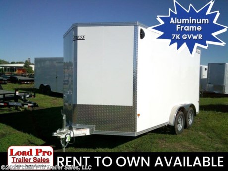 &lt;p&gt;&lt;span style=&quot;color: #363636; font-family: Hind, sans-serif; font-size: 16px;&quot;&gt;We offer RENT TO OWN and also offer Traditional Financing with approved credit !! This Trailer is for sale at Load Pro Trailer Sales in Clarinda Iowa.&lt;/span&gt;&lt;/p&gt;
&lt;p&gt;&lt;strong&gt;&lt;span style=&quot;color: #363636; font-family: Hind, sans-serif; font-size: 16px;&quot;&gt;New Xpress By Alcom XPRESS7X14-IF&lt;/span&gt;&lt;/strong&gt;&lt;/p&gt;
&lt;ul&gt;
&lt;li&gt;&lt;span style=&quot;color: #363636; font-family: Hind, sans-serif;&quot;&gt;&lt;span style=&quot;font-size: 16px;&quot;&gt;7.5X14 Enclosed Cargo Trailer&lt;/span&gt;&lt;/span&gt;&lt;/li&gt;
&lt;li&gt;&lt;span style=&quot;color: #363636; font-family: Hind, sans-serif;&quot;&gt;&lt;span style=&quot;font-size: 16px;&quot;&gt;Integrated Frame&lt;/span&gt;&lt;/span&gt;&lt;/li&gt;
&lt;li&gt;&lt;span style=&quot;color: #363636; font-family: Hind, sans-serif;&quot;&gt;&lt;span style=&quot;font-size: 16px;&quot;&gt;V-Nose Construction (24&quot; Wedge)&lt;/span&gt;&lt;/span&gt;&lt;/li&gt;
&lt;li&gt;&lt;span style=&quot;color: #363636; font-family: Hind, sans-serif;&quot;&gt;&lt;span style=&quot;font-size: 16px;&quot;&gt;.030 Screwless Skin, 3M Bonded on Seams&lt;/span&gt;&lt;/span&gt;&lt;/li&gt;
&lt;li&gt;&lt;span style=&quot;color: #363636; font-family: Hind, sans-serif;&quot;&gt;&lt;span style=&quot;font-size: 16px;&quot;&gt;2&quot;x4&quot; Subframe Tubing&lt;/span&gt;&lt;/span&gt;&lt;/li&gt;
&lt;li&gt;&lt;span style=&quot;color: #363636; font-family: Hind, sans-serif;&quot;&gt;&lt;span style=&quot;font-size: 16px;&quot;&gt;24&quot; O/C Roof Studs&lt;/span&gt;&lt;/span&gt;&lt;/li&gt;
&lt;li&gt;&lt;span style=&quot;color: #363636; font-family: Hind, sans-serif;&quot;&gt;&lt;span style=&quot;font-size: 16px;&quot;&gt;16&quot; O/C Floor &amp;amp;&amp;nbsp;Wall Studs&lt;/span&gt;&lt;/span&gt;&lt;/li&gt;
&lt;li&gt;&lt;span style=&quot;color: #363636; font-family: Hind, sans-serif;&quot;&gt;&lt;span style=&quot;font-size: 16px;&quot;&gt;Box Length: 14&#39;&amp;nbsp;&lt;/span&gt;&lt;/span&gt;&lt;/li&gt;
&lt;li&gt;&lt;span style=&quot;color: #363636; font-family: Hind, sans-serif;&quot;&gt;&lt;span style=&quot;font-size: 16px;&quot;&gt;Box Width: 84&quot;&lt;/span&gt;&lt;/span&gt;&lt;/li&gt;
&lt;li&gt;&lt;span style=&quot;color: #363636; font-family: Hind, sans-serif;&quot;&gt;&lt;span style=&quot;font-size: 16px;&quot;&gt;Interior Height: 85&quot; (6&quot; additional height)&lt;/span&gt;&lt;/span&gt;&lt;/li&gt;
&lt;li&gt;&lt;span style=&quot;color: #363636; font-family: Hind, sans-serif;&quot;&gt;&lt;span style=&quot;font-size: 16px;&quot;&gt;Rear Door Opening:&amp;nbsp; 75&quot;&lt;/span&gt;&lt;/span&gt;&lt;/li&gt;
&lt;li&gt;&lt;span style=&quot;color: #363636; font-family: Hind, sans-serif;&quot;&gt;&lt;span style=&quot;font-size: 16px;&quot;&gt;Axles: 2-3k Braked Leaf Spring Axles, 4&quot; Drop&lt;/span&gt;&lt;/span&gt;&lt;/li&gt;
&lt;li&gt;&lt;span style=&quot;color: #363636; font-family: Hind, sans-serif;&quot;&gt;&lt;span style=&quot;font-size: 16px;&quot;&gt;2 5/16&quot; Coupler&lt;/span&gt;&lt;/span&gt;&lt;/li&gt;
&lt;li&gt;&lt;span style=&quot;color: #363636; font-family: Hind, sans-serif;&quot;&gt;&lt;span style=&quot;font-size: 16px;&quot;&gt;2000# Center Jack&lt;/span&gt;&lt;/span&gt;&lt;/li&gt;
&lt;li&gt;&lt;span style=&quot;color: #363636; font-family: Hind, sans-serif;&quot;&gt;&lt;span style=&quot;font-size: 16px;&quot;&gt;24&quot; Stoneguard&lt;/span&gt;&lt;/span&gt;&lt;/li&gt;
&lt;li&gt;&lt;span style=&quot;color: #363636; font-family: Hind, sans-serif;&quot;&gt;&lt;span style=&quot;font-size: 16px;&quot;&gt;Tire: 15&quot; Silver Mods&lt;/span&gt;&lt;/span&gt;&lt;/li&gt;
&lt;li&gt;&lt;span style=&quot;color: #363636; font-family: Hind, sans-serif;&quot;&gt;&lt;span style=&quot;font-size: 16px;&quot;&gt;GVW: 7000#&lt;/span&gt;&lt;/span&gt;&lt;/li&gt;
&lt;li&gt;&lt;span style=&quot;color: #363636; font-family: Hind, sans-serif;&quot;&gt;&lt;span style=&quot;font-size: 16px;&quot;&gt;3/8&quot; Water Resistant Interior Walls&lt;/span&gt;&lt;/span&gt;&lt;/li&gt;
&lt;li&gt;&lt;span style=&quot;color: #363636; font-family: Hind, sans-serif;&quot;&gt;&lt;span style=&quot;font-size: 16px;&quot;&gt;3/4&quot; Water Resistant Decking&lt;/span&gt;&lt;/span&gt;&lt;/li&gt;
&lt;li&gt;&lt;span style=&quot;color: #363636; font-family: Hind, sans-serif;&quot;&gt;&lt;span style=&quot;font-size: 16px;&quot;&gt;3&quot; Exterior Trim&lt;/span&gt;&lt;/span&gt;&lt;/li&gt;
&lt;li&gt;&lt;span style=&quot;color: #363636; font-family: Hind, sans-serif;&quot;&gt;&lt;span style=&quot;font-size: 16px;&quot;&gt;Interior Cove Trim&lt;/span&gt;&lt;/span&gt;&lt;/li&gt;
&lt;li&gt;&lt;span style=&quot;color: #363636; font-family: Hind, sans-serif;&quot;&gt;&lt;span style=&quot;font-size: 16px;&quot;&gt;Exterior LED Lighting&lt;/span&gt;&lt;/span&gt;&lt;/li&gt;
&lt;li&gt;&lt;span style=&quot;color: #363636; font-family: Hind, sans-serif;&quot;&gt;&lt;span style=&quot;font-size: 16px;&quot;&gt;Plastic Salem Vents&lt;/span&gt;&lt;/span&gt;&lt;/li&gt;
&lt;li&gt;&lt;span style=&quot;color: #363636; font-family: Hind, sans-serif;&quot;&gt;&lt;span style=&quot;font-size: 16px;&quot;&gt;(2) Dome Lights w/ Switch&lt;/span&gt;&lt;/span&gt;&lt;/li&gt;
&lt;li&gt;&lt;span style=&quot;color: #363636; font-family: Hind, sans-serif;&quot;&gt;&lt;span style=&quot;font-size: 16px;&quot;&gt;Rear Ramp w/ Spring Assist&lt;/span&gt;&lt;/span&gt;&lt;/li&gt;
&lt;li&gt;32&quot; x 72&quot; Paddle Handle &amp;amp; Piano Hinge Side Access Door&lt;/li&gt;
&lt;/ul&gt;
&lt;ul style=&quot;box-sizing: border-box; margin-top: 0px; margin-bottom: 0px; padding-left: 1.5em; list-style: none; font-size: 16px; color: #232323; font-family: Arial, &#39; Helvetica Neue&#39;, Helvetica, Arial, sans-serif;&quot;&gt;
&lt;li style=&quot;box-sizing: border-box;&quot;&gt;
&lt;p style=&quot;box-sizing: inherit; margin-top: 0px; margin-bottom: 1rem; color: #373a3c; font-family: Lato, sans-serif;&quot;&gt;&lt;span style=&quot;box-sizing: inherit; font-size: 14px; color: #222222; font-family: &#39;Maven Pro&#39;, &#39;open sans&#39;, &#39;Helvetica Neue&#39;, Helvetica, Arial, sans-serif;&quot;&gt;&lt;span style=&quot;box-sizing: inherit; font-size: 13px;&quot;&gt;All prices are cash or Finance.&amp;nbsp; We offer financing through Sheffield Financial with approved credit on new trailers . We are a&amp;nbsp;&lt;/span&gt;&lt;/span&gt;Licensed dealer for Load Trail, Cross Enclosed Cargo Trailers,and M&amp;amp;W Welding trailers.&lt;/p&gt;
&lt;/li&gt;
&lt;li style=&quot;box-sizing: border-box;&quot;&gt;
&lt;p style=&quot;box-sizing: inherit; margin-top: 0px; margin-bottom: 1rem; color: #373a3c; font-family: Lato, sans-serif;&quot;&gt;We carry&amp;nbsp;&lt;span style=&quot;box-sizing: inherit; font-size: 13px; color: #222222; font-family: &#39;Maven Pro&#39;, &#39;open sans&#39;, &#39;Helvetica Neue&#39;, Helvetica, Arial, sans-serif;&quot;&gt;enclosed cargo trailers,Low pro trailers, Utility Trailer, dump trailer, Bobcat trailer, car trailer,&amp;nbsp;&lt;/span&gt;&lt;span class=&quot;gmail-&quot; style=&quot;box-sizing: inherit; font-size: 13px; color: #222222; font-family: &#39;Maven Pro&#39;, &#39;open sans&#39;, &#39;Helvetica Neue&#39;, Helvetica, Arial, sans-serif;&quot;&gt;&lt;span class=&quot;gmail-&quot; style=&quot;box-sizing: inherit;&quot;&gt;&lt;span class=&quot;gmail-&quot; style=&quot;box-sizing: inherit;&quot;&gt;&lt;span class=&quot;gmail-&quot; style=&quot;box-sizing: inherit;&quot;&gt;&lt;span class=&quot;gmail-&quot; style=&quot;box-sizing: inherit;&quot;&gt;&lt;span class=&quot;gmail-&quot; style=&quot;box-sizing: inherit;&quot;&gt;&lt;span class=&quot;gmail-&quot; style=&quot;box-sizing: inherit;&quot;&gt;&lt;span class=&quot;gmail-nanospell-typo&quot; style=&quot;box-sizing: inherit; border: none; cursor: auto; background: url(&#39;wiggle.png&#39;) 0% 100% repeat-x;&quot;&gt;ATV&lt;/span&gt;&lt;/span&gt;&lt;/span&gt;&lt;/span&gt;&lt;/span&gt;&lt;/span&gt;&lt;/span&gt;&lt;/span&gt;&lt;span style=&quot;box-sizing: inherit; font-size: 13px; color: #222222; font-family: &#39;Maven Pro&#39;, &#39;open sans&#39;, &#39;Helvetica Neue&#39;, Helvetica, Arial, sans-serif;&quot;&gt;&amp;nbsp;Trailers,&amp;nbsp;&lt;/span&gt;&lt;span class=&quot;gmail-&quot; style=&quot;box-sizing: inherit; font-size: 13px; color: #222222; font-family: &#39;Maven Pro&#39;, &#39;open sans&#39;, &#39;Helvetica Neue&#39;, Helvetica, Arial, sans-serif;&quot;&gt;&lt;span class=&quot;gmail-&quot; style=&quot;box-sizing: inherit;&quot;&gt;&lt;span class=&quot;gmail-&quot; style=&quot;box-sizing: inherit;&quot;&gt;&lt;span class=&quot;gmail-&quot; style=&quot;box-sizing: inherit;&quot;&gt;&lt;span class=&quot;gmail-&quot; style=&quot;box-sizing: inherit;&quot;&gt;&lt;span class=&quot;gmail-&quot; style=&quot;box-sizing: inherit;&quot;&gt;&lt;span class=&quot;gmail-&quot; style=&quot;box-sizing: inherit;&quot;&gt;&lt;span class=&quot;gmail-nanospell-typo&quot; style=&quot;box-sizing: inherit; border: none; cursor: auto; background: url(&#39;wiggle.png&#39;) 0% 100% repeat-x;&quot;&gt;UTV&lt;/span&gt;&lt;/span&gt;&lt;/span&gt;&lt;/span&gt;&lt;/span&gt;&lt;/span&gt;&lt;/span&gt;&lt;/span&gt;&lt;span style=&quot;box-sizing: inherit; font-size: 13px; color: #222222; font-family: &#39;Maven Pro&#39;, &#39;open sans&#39;, &#39;Helvetica Neue&#39;, Helvetica, Arial, sans-serif;&quot;&gt;&amp;nbsp;Trailers,&amp;nbsp;&lt;/span&gt;&lt;span class=&quot;gmail-&quot; style=&quot;box-sizing: inherit; font-size: 13px; color: #222222; font-family: &#39;Maven Pro&#39;, &#39;open sans&#39;, &#39;Helvetica Neue&#39;, Helvetica, Arial, sans-serif;&quot;&gt;&lt;span class=&quot;gmail-&quot; style=&quot;box-sizing: inherit;&quot;&gt;&lt;span class=&quot;gmail-&quot; style=&quot;box-sizing: inherit;&quot;&gt;&lt;span class=&quot;gmail-&quot; style=&quot;box-sizing: inherit;&quot;&gt;&lt;span class=&quot;gmail-&quot; style=&quot;box-sizing: inherit;&quot;&gt;&lt;span class=&quot;gmail-&quot; style=&quot;box-sizing: inherit;&quot;&gt;&lt;span class=&quot;gmail-&quot; style=&quot;box-sizing: inherit;&quot;&gt;&lt;span class=&quot;gmail-nanospell-typo&quot; style=&quot;box-sizing: inherit; border: none; cursor: auto; background: url(&#39;wiggle.png&#39;) 0% 100% repeat-x;&quot;&gt;tiltbed&lt;/span&gt;&lt;/span&gt;&lt;/span&gt;&lt;/span&gt;&lt;/span&gt;&lt;/span&gt;&lt;/span&gt;&lt;/span&gt;&lt;span style=&quot;box-sizing: inherit; font-size: 13px; color: #222222; font-family: &#39;Maven Pro&#39;, &#39;open sans&#39;, &#39;Helvetica Neue&#39;, Helvetica, Arial, sans-serif;&quot;&gt;&amp;nbsp;equipment trailers, Hydraulic dovetail trailers,&lt;/span&gt;&lt;span style=&quot;box-sizing: inherit; font-size: 13px; color: #222222; font-family: &#39;Maven Pro&#39;, &#39;open sans&#39;, &#39;Helvetica Neue&#39;, Helvetica, Arial, sans-serif;&quot;&gt;Implement trailers, Car Haulers,&amp;nbsp;&lt;/span&gt;&lt;span class=&quot;gmail-&quot; style=&quot;box-sizing: inherit; font-size: 13px; color: #222222; font-family: &#39;Maven Pro&#39;, &#39;open sans&#39;, &#39;Helvetica Neue&#39;, Helvetica, Arial, sans-serif;&quot;&gt;&lt;span class=&quot;gmail-&quot; style=&quot;box-sizing: inherit;&quot;&gt;&lt;span class=&quot;gmail-&quot; style=&quot;box-sizing: inherit;&quot;&gt;&lt;span class=&quot;gmail-&quot; style=&quot;box-sizing: inherit;&quot;&gt;&lt;span class=&quot;gmail-&quot; style=&quot;box-sizing: inherit;&quot;&gt;&lt;span class=&quot;gmail-&quot; style=&quot;box-sizing: inherit;&quot;&gt;&lt;span class=&quot;gmail-&quot; style=&quot;box-sizing: inherit;&quot;&gt;&lt;span class=&quot;gmail-nanospell-typo&quot; style=&quot;box-sizing: inherit; border: none; cursor: auto; background: url(&#39;wiggle.png&#39;) 0% 100% repeat-x;&quot;&gt;skidloader&lt;/span&gt;&lt;/span&gt;&lt;/span&gt;&lt;/span&gt;&lt;/span&gt;&lt;/span&gt;&lt;/span&gt;&lt;/span&gt;&lt;span style=&quot;box-sizing: inherit; font-size: 13px; color: #222222; font-family: &#39;Maven Pro&#39;, &#39;open sans&#39;, &#39;Helvetica Neue&#39;, Helvetica, Arial, sans-serif;&quot;&gt;&amp;nbsp;trailer,I beam&amp;nbsp;&lt;/span&gt;&lt;span class=&quot;gmail-&quot; style=&quot;box-sizing: inherit; font-size: 13px; color: #222222; font-family: &#39;Maven Pro&#39;, &#39;open sans&#39;, &#39;Helvetica Neue&#39;, Helvetica, Arial, sans-serif;&quot;&gt;&lt;span class=&quot;gmail-&quot; style=&quot;box-sizing: inherit;&quot;&gt;&lt;span class=&quot;gmail-&quot; style=&quot;box-sizing: inherit;&quot;&gt;&lt;span class=&quot;gmail-&quot; style=&quot;box-sizing: inherit;&quot;&gt;&lt;span class=&quot;gmail-&quot; style=&quot;box-sizing: inherit;&quot;&gt;&lt;span class=&quot;gmail-&quot; style=&quot;box-sizing: inherit;&quot;&gt;&lt;span class=&quot;gmail-&quot; style=&quot;box-sizing: inherit;&quot;&gt;&lt;span class=&quot;gmail-nanospell-typo&quot; style=&quot;box-sizing: inherit; border: none; cursor: auto; background: url(&#39;wiggle.png&#39;) 0% 100% repeat-x;&quot;&gt;Gooseneck&lt;/span&gt;&lt;/span&gt;&lt;/span&gt;&lt;/span&gt;&lt;/span&gt;&lt;/span&gt;&lt;/span&gt;&lt;/span&gt;&lt;span style=&quot;box-sizing: inherit; font-size: 13px; color: #222222; font-family: &#39;Maven Pro&#39;, &#39;open sans&#39;, &#39;Helvetica Neue&#39;, Helvetica, Arial, sans-serif;&quot;&gt;&amp;nbsp;Trailer,&amp;nbsp;&lt;/span&gt;&lt;span class=&quot;gmail-&quot; style=&quot;box-sizing: inherit; font-size: 13px; color: #222222; font-family: &#39;Maven Pro&#39;, &#39;open sans&#39;, &#39;Helvetica Neue&#39;, Helvetica, Arial, sans-serif;&quot;&gt;&lt;span class=&quot;gmail-&quot; style=&quot;box-sizing: inherit;&quot;&gt;&lt;span class=&quot;gmail-&quot; style=&quot;box-sizing: inherit;&quot;&gt;&lt;span class=&quot;gmail-&quot; style=&quot;box-sizing: inherit;&quot;&gt;&lt;span class=&quot;gmail-&quot; style=&quot;box-sizing: inherit;&quot;&gt;&lt;span class=&quot;gmail-&quot; style=&quot;box-sizing: inherit;&quot;&gt;&lt;span class=&quot;gmail-&quot; style=&quot;box-sizing: inherit;&quot;&gt;&lt;span class=&quot;gmail-nanospell-typo&quot; style=&quot;box-sizing: inherit; border: none; cursor: auto; background: url(&#39;wiggle.png&#39;) 0% 100% repeat-x;&quot;&gt;Gooseneck&lt;/span&gt;&lt;/span&gt;&lt;/span&gt;&lt;/span&gt;&lt;/span&gt;&lt;/span&gt;&lt;/span&gt;&lt;/span&gt;&lt;span style=&quot;box-sizing: inherit; font-size: 13px; color: #222222; font-family: &#39;Maven Pro&#39;, &#39;open sans&#39;, &#39;Helvetica Neue&#39;, Helvetica, Arial, sans-serif;&quot;&gt;&amp;nbsp;Trailer, scissor lift trailers, slingshot trailer, farm trailers, landscape trailer,&lt;/span&gt;&lt;span style=&quot;box-sizing: inherit; font-size: 13px; color: #222222; font-family: &#39;Maven Pro&#39;, &#39;open sans&#39;, &#39;Helvetica Neue&#39;, Helvetica, Arial, sans-serif;&quot;&gt;forklift trailers, Spring loaded gate trailers, Aluminum trailer, Enclosed Car Trailers,&amp;nbsp;&lt;/span&gt;&lt;span class=&quot;gmail-&quot; style=&quot;box-sizing: inherit; font-size: 13px; color: #222222; font-family: &#39;Maven Pro&#39;, &#39;open sans&#39;, &#39;Helvetica Neue&#39;, Helvetica, Arial, sans-serif;&quot;&gt;&lt;span class=&quot;gmail-&quot; style=&quot;box-sizing: inherit;&quot;&gt;&lt;span class=&quot;gmail-&quot; style=&quot;box-sizing: inherit;&quot;&gt;&lt;span class=&quot;gmail-&quot; style=&quot;box-sizing: inherit;&quot;&gt;&lt;span class=&quot;gmail-&quot; style=&quot;box-sizing: inherit;&quot;&gt;&lt;span class=&quot;gmail-&quot; style=&quot;box-sizing: inherit;&quot;&gt;&lt;span class=&quot;gmail-&quot; style=&quot;box-sizing: inherit;&quot;&gt;&lt;span class=&quot;gmail-nanospell-typo&quot; style=&quot;box-sizing: inherit; border: none; cursor: auto; background: url(&#39;wiggle.png&#39;) 0% 100% repeat-x;&quot;&gt;Deckover&lt;/span&gt;&lt;/span&gt;&lt;/span&gt;&lt;/span&gt;&lt;/span&gt;&lt;/span&gt;&lt;/span&gt;&lt;/span&gt;&lt;span style=&quot;box-sizing: inherit; font-size: 13px; color: #222222; font-family: &#39;Maven Pro&#39;, &#39;open sans&#39;, &#39;Helvetica Neue&#39;, Helvetica, Arial, sans-serif;&quot;&gt;&amp;nbsp;Trailers,&amp;nbsp;&lt;/span&gt;&lt;span class=&quot;gmail-&quot; style=&quot;box-sizing: inherit; font-size: 13px; color: #222222; font-family: &#39;Maven Pro&#39;, &#39;open sans&#39;, &#39;Helvetica Neue&#39;, Helvetica, Arial, sans-serif;&quot;&gt;&lt;span class=&quot;gmail-&quot; style=&quot;box-sizing: inherit;&quot;&gt;&lt;span class=&quot;gmail-&quot; style=&quot;box-sizing: inherit;&quot;&gt;&lt;span class=&quot;gmail-&quot; style=&quot;box-sizing: inherit;&quot;&gt;&lt;span class=&quot;gmail-&quot; style=&quot;box-sizing: inherit;&quot;&gt;&lt;span class=&quot;gmail-&quot; style=&quot;box-sizing: inherit;&quot;&gt;&lt;span class=&quot;gmail-&quot; style=&quot;box-sizing: inherit;&quot;&gt;&lt;span class=&quot;gmail-nanospell-typo&quot; style=&quot;box-sizing: inherit; border: none; cursor: auto; background: url(&#39;wiggle.png&#39;) 0% 100% repeat-x;&quot;&gt;SXS&lt;/span&gt;&lt;/span&gt;&lt;/span&gt;&lt;/span&gt;&lt;/span&gt;&lt;/span&gt;&lt;/span&gt;&lt;/span&gt;&lt;span style=&quot;box-sizing: inherit; font-size: 13px; color: #222222; font-family: &#39;Maven Pro&#39;, &#39;open sans&#39;, &#39;Helvetica Neue&#39;, Helvetica, Arial, sans-serif;&quot;&gt;&amp;nbsp;Trailer, motorcycle trailers, Race trailers,&amp;nbsp;&lt;/span&gt;&lt;span class=&quot;gmail-&quot; style=&quot;box-sizing: inherit; font-size: 13px; color: #222222; font-family: &#39;Maven Pro&#39;, &#39;open sans&#39;, &#39;Helvetica Neue&#39;, Helvetica, Arial, sans-serif;&quot;&gt;&lt;span class=&quot;gmail-&quot; style=&quot;box-sizing: inherit;&quot;&gt;&lt;span class=&quot;gmail-&quot; style=&quot;box-sizing: inherit;&quot;&gt;&lt;span class=&quot;gmail-&quot; style=&quot;box-sizing: inherit;&quot;&gt;&lt;span class=&quot;gmail-&quot; style=&quot;box-sizing: inherit;&quot;&gt;&lt;span class=&quot;gmail-&quot; style=&quot;box-sizing: inherit;&quot;&gt;&lt;span class=&quot;gmail-&quot; style=&quot;box-sizing: inherit;&quot;&gt;&lt;span class=&quot;gmail-nanospell-typo&quot; style=&quot;box-sizing: inherit; border: none; cursor: auto; background: url(&#39;wiggle.png&#39;) 0% 100% repeat-x;&quot;&gt;lawncare&lt;/span&gt;&lt;/span&gt;&lt;/span&gt;&lt;/span&gt;&lt;/span&gt;&lt;/span&gt;&lt;/span&gt;&lt;/span&gt;&lt;span style=&quot;box-sizing: inherit; font-size: 13px; color: #222222; font-family: &#39;Maven Pro&#39;, &#39;open sans&#39;, &#39;Helvetica Neue&#39;, Helvetica, Arial, sans-serif;&quot;&gt;&amp;nbsp;trailer,&lt;/span&gt;&lt;span class=&quot;gmail-&quot; style=&quot;box-sizing: inherit; font-size: 13px; color: #222222; font-family: &#39;Maven Pro&#39;, &#39;open sans&#39;, &#39;Helvetica Neue&#39;, Helvetica, Arial, sans-serif;&quot;&gt;&lt;span class=&quot;gmail-&quot; style=&quot;box-sizing: inherit;&quot;&gt;&lt;span class=&quot;gmail-&quot; style=&quot;box-sizing: inherit;&quot;&gt;&lt;span class=&quot;gmail-&quot; style=&quot;box-sizing: inherit;&quot;&gt;&lt;span class=&quot;gmail-&quot; style=&quot;box-sizing: inherit;&quot;&gt;&lt;span class=&quot;gmail-&quot; style=&quot;box-sizing: inherit;&quot;&gt;&lt;span class=&quot;gmail-&quot; style=&quot;box-sizing: inherit;&quot;&gt;&lt;span class=&quot;gmail-nanospell-typo&quot; style=&quot;box-sizing: inherit; border: none; cursor: auto; background: url(&#39;wiggle.png&#39;) 0% 100% repeat-x;&quot;&gt;Pipetop&lt;/span&gt;&lt;/span&gt;&lt;/span&gt;&lt;/span&gt;&lt;/span&gt;&lt;/span&gt;&lt;/span&gt;&lt;/span&gt;&lt;span style=&quot;box-sizing: inherit; font-size: 13px; color: #222222; font-family: &#39;Maven Pro&#39;, &#39;open sans&#39;, &#39;Helvetica Neue&#39;, Helvetica, Arial, sans-serif;&quot;&gt;&amp;nbsp;Trailer, seed trailers, Box Trailer, tool trailers, Hay Trailers, Fuel Trailer, Self Unloading Hay Trailer, Used trailer for sale, Construction trailers, Craft Trailers,&amp;nbsp;&lt;/span&gt;&lt;span style=&quot;box-sizing: inherit; font-size: 13px; color: #222222; font-family: &#39;Maven Pro&#39;, &#39;open sans&#39;, &#39;Helvetica Neue&#39;, Helvetica, Arial, sans-serif;&quot;&gt;Trailer to haul my&amp;nbsp;&lt;/span&gt;&lt;span class=&quot;gmail-&quot; style=&quot;box-sizing: inherit; font-size: 13px; color: #222222; font-family: &#39;Maven Pro&#39;, &#39;open sans&#39;, &#39;Helvetica Neue&#39;, Helvetica, Arial, sans-serif;&quot;&gt;&lt;span class=&quot;gmail-&quot; style=&quot;box-sizing: inherit;&quot;&gt;&lt;span class=&quot;gmail-&quot; style=&quot;box-sizing: inherit;&quot;&gt;&lt;span class=&quot;gmail-&quot; style=&quot;box-sizing: inherit;&quot;&gt;&lt;span class=&quot;gmail-&quot; style=&quot;box-sizing: inherit;&quot;&gt;&lt;span class=&quot;gmail-&quot; style=&quot;box-sizing: inherit;&quot;&gt;&lt;span class=&quot;gmail-&quot; style=&quot;box-sizing: inherit;&quot;&gt;&lt;span class=&quot;gmail-nanospell-typo&quot; style=&quot;box-sizing: inherit; border: none; cursor: auto; background: url(&#39;wiggle.png&#39;) 0% 100% repeat-x;&quot;&gt;golfcart&lt;/span&gt;&lt;/span&gt;&lt;/span&gt;&lt;/span&gt;&lt;/span&gt;&lt;/span&gt;&lt;/span&gt;&lt;/span&gt;&lt;span style=&quot;box-sizing: inherit; font-size: 13px; color: #222222; font-family: &#39;Maven Pro&#39;, &#39;open sans&#39;, &#39;Helvetica Neue&#39;, Helvetica, Arial, sans-serif;&quot;&gt;, Jeep Trailers, Aluminum cargo trailers, and Buggy Haulers. We are centrally located between Kansas City - MO - Omaha, NE and Des&amp;nbsp;&lt;/span&gt;&lt;span class=&quot;gmail-&quot; style=&quot;box-sizing: inherit; font-size: 13px; color: #222222; font-family: &#39;Maven Pro&#39;, &#39;open sans&#39;, &#39;Helvetica Neue&#39;, Helvetica, Arial, sans-serif;&quot;&gt;&lt;span class=&quot;gmail-&quot; style=&quot;box-sizing: inherit;&quot;&gt;&lt;span class=&quot;gmail-&quot; style=&quot;box-sizing: inherit;&quot;&gt;&lt;span class=&quot;gmail-&quot; style=&quot;box-sizing: inherit;&quot;&gt;&lt;span class=&quot;gmail-&quot; style=&quot;box-sizing: inherit;&quot;&gt;&lt;span class=&quot;gmail-&quot; style=&quot;box-sizing: inherit;&quot;&gt;&lt;span class=&quot;gmail-&quot; style=&quot;box-sizing: inherit;&quot;&gt;&lt;span class=&quot;gmail-nanospell-typo&quot; style=&quot;box-sizing: inherit; border: none; cursor: auto; background: url(&#39;wiggle.png&#39;) 0% 100% repeat-x;&quot;&gt;Moines&lt;/span&gt;&lt;/span&gt;&lt;/span&gt;&lt;/span&gt;&lt;/span&gt;&lt;/span&gt;&lt;/span&gt;&lt;/span&gt;&lt;span style=&quot;box-sizing: inherit; font-size: 13px; color: #222222; font-family: &#39;Maven Pro&#39;, &#39;open sans&#39;, &#39;Helvetica Neue&#39;, Helvetica, Arial, sans-serif;&quot;&gt;, IA. We are close to Atlantic, IA - Red Oak, IA - Shenandoah, IA -&amp;nbsp;&lt;/span&gt;&lt;span class=&quot;gmail-&quot; style=&quot;box-sizing: inherit; font-size: 13px; color: #222222; font-family: &#39;Maven Pro&#39;, &#39;open sans&#39;, &#39;Helvetica Neue&#39;, Helvetica, Arial, sans-serif;&quot;&gt;&lt;span class=&quot;gmail-&quot; style=&quot;box-sizing: inherit;&quot;&gt;&lt;span class=&quot;gmail-&quot; style=&quot;box-sizing: inherit;&quot;&gt;&lt;span class=&quot;gmail-&quot; style=&quot;box-sizing: inherit;&quot;&gt;&lt;span class=&quot;gmail-&quot; style=&quot;box-sizing: inherit;&quot;&gt;&lt;span class=&quot;gmail-&quot; style=&quot;box-sizing: inherit;&quot;&gt;&lt;span class=&quot;gmail-&quot; style=&quot;box-sizing: inherit;&quot;&gt;&lt;span class=&quot;gmail-nanospell-typo&quot; style=&quot;box-sizing: inherit; border: none; cursor: auto; background: url(&#39;wiggle.png&#39;) 0% 100% repeat-x;&quot;&gt;Bradyville&lt;/span&gt;&lt;/span&gt;&lt;/span&gt;&lt;/span&gt;&lt;/span&gt;&lt;/span&gt;&lt;/span&gt;&lt;/span&gt;&lt;span style=&quot;box-sizing: inherit; font-size: 13px; color: #222222; font-family: &#39;Maven Pro&#39;, &#39;open sans&#39;, &#39;Helvetica Neue&#39;, Helvetica, Arial, sans-serif;&quot;&gt;, IA -&amp;nbsp;&lt;/span&gt;&lt;span class=&quot;gmail-&quot; style=&quot;box-sizing: inherit; font-size: 13px; color: #222222; font-family: &#39;Maven Pro&#39;, &#39;open sans&#39;, &#39;Helvetica Neue&#39;, Helvetica, Arial, sans-serif;&quot;&gt;&lt;span class=&quot;gmail-&quot; style=&quot;box-sizing: inherit;&quot;&gt;&lt;span class=&quot;gmail-&quot; style=&quot;box-sizing: inherit;&quot;&gt;&lt;span class=&quot;gmail-&quot; style=&quot;box-sizing: inherit;&quot;&gt;&lt;span class=&quot;gmail-&quot; style=&quot;box-sizing: inherit;&quot;&gt;&lt;span class=&quot;gmail-&quot; style=&quot;box-sizing: inherit;&quot;&gt;&lt;span class=&quot;gmail-&quot; style=&quot;box-sizing: inherit;&quot;&gt;&lt;span class=&quot;gmail-nanospell-typo&quot; style=&quot;box-sizing: inherit; border: none; cursor: auto; background: url(&#39;wiggle.png&#39;) 0% 100% repeat-x;&quot;&gt;Maryville&lt;/span&gt;&lt;/span&gt;&lt;/span&gt;&lt;/span&gt;&lt;/span&gt;&lt;/span&gt;&lt;/span&gt;&lt;/span&gt;&lt;span style=&quot;box-sizing: inherit; font-size: 13px; color: #222222; font-family: &#39;Maven Pro&#39;, &#39;open sans&#39;, &#39;Helvetica Neue&#39;, Helvetica, Arial, sans-serif;&quot;&gt;, MO - St Joseph, MO -&amp;nbsp;&lt;/span&gt;&lt;span class=&quot;gmail-&quot; style=&quot;box-sizing: inherit; font-size: 13px; color: #222222; font-family: &#39;Maven Pro&#39;, &#39;open sans&#39;, &#39;Helvetica Neue&#39;, Helvetica, Arial, sans-serif;&quot;&gt;&lt;span class=&quot;gmail-&quot; style=&quot;box-sizing: inherit;&quot;&gt;&lt;span class=&quot;gmail-&quot; style=&quot;box-sizing: inherit;&quot;&gt;&lt;span class=&quot;gmail-&quot; style=&quot;box-sizing: inherit;&quot;&gt;&lt;span class=&quot;gmail-&quot; style=&quot;box-sizing: inherit;&quot;&gt;&lt;span class=&quot;gmail-&quot; style=&quot;box-sizing: inherit;&quot;&gt;&lt;span class=&quot;gmail-&quot; style=&quot;box-sizing: inherit;&quot;&gt;&lt;span class=&quot;gmail-nanospell-typo&quot; style=&quot;box-sizing: inherit; border: none; cursor: auto; background: url(&#39;wiggle.png&#39;) 0% 100% repeat-x;&quot;&gt;Rockport&lt;/span&gt;&lt;/span&gt;&lt;/span&gt;&lt;/span&gt;&lt;/span&gt;&lt;/span&gt;&lt;/span&gt;&lt;/span&gt;&lt;span style=&quot;box-sizing: inherit; font-size: 13px; color: #222222; font-family: &#39;Maven Pro&#39;, &#39;open sans&#39;, &#39;Helvetica Neue&#39;, Helvetica, Arial, sans-serif;&quot;&gt;, MO. We carry a large selection of parts to fit all makes and models of trailer and have a full service shop to repair all makes and models of trailers&lt;/span&gt;&lt;/p&gt;
&lt;/li&gt;
&lt;/ul&gt;
