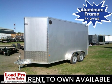 &lt;p&gt;&lt;span style=&quot;color: #363636; font-family: Hind, sans-serif; font-size: 16px;&quot;&gt;We offer RENT TO OWN and also offer Traditional Financing with approved credit !! This Trailer is for sale at Load Pro Trailer Sales in Clarinda Iowa.&lt;/span&gt;&lt;/p&gt;
&lt;p&gt;&lt;strong&gt;New XPRESS 7x14 Aluminum Enclosed Trailer&lt;/strong&gt;&lt;/p&gt;
&lt;ul&gt;
&lt;li&gt;** INTEGRATED FRAME **&lt;/li&gt;
&lt;li&gt;Front Style: V-Front, 24&quot;&lt;/li&gt;
&lt;li&gt;16&quot; O/C Floor &amp;amp;&amp;nbsp;Wall Studs&lt;/li&gt;
&lt;li&gt;24&quot; O/C Roof Studs&lt;/li&gt;
&lt;li&gt;2x4 Subframe&lt;/li&gt;
&lt;li&gt;Box Length: 14&#39;&lt;/li&gt;
&lt;li&gt;Box Width: 84&quot;&lt;/li&gt;
&lt;li&gt;Interior Height: 85&quot; (6&quot; additional height)&lt;/li&gt;
&lt;li&gt;Screwless .030 Bonded Sides&lt;/li&gt;
&lt;li&gt;Axles: 2-3k Braked Leaf Spring Axles w/ 4&quot; Drop&lt;/li&gt;
&lt;li&gt;2000# Center jack&lt;/li&gt;
&lt;li&gt;24&quot; Stone Guard&lt;/li&gt;
&lt;li&gt;Tires: 15&quot; Silver Mod Wheels&amp;nbsp; 205/75R15&lt;/li&gt;
&lt;li&gt;2 5/16&quot; Coupler&lt;/li&gt;
&lt;li&gt;GVWR: 7000#&lt;/li&gt;
&lt;li&gt;3/8&quot; Water Resistant Interior Walls&lt;/li&gt;
&lt;li&gt;3/4&quot; Water Resistant Decking&lt;/li&gt;
&lt;li&gt;Interior Cove Trim&lt;/li&gt;
&lt;li&gt;3&quot; Exterior Trim&lt;/li&gt;
&lt;li&gt;(2) Dome Light w/ Switch&lt;/li&gt;
&lt;li&gt;Plastic Salem Vents&lt;/li&gt;
&lt;li&gt;Exterior LED Lighting&lt;/li&gt;
&lt;li&gt;Rear Ramp w/ Spring Assist&lt;/li&gt;
&lt;li&gt;Upgrade to 32&quot; x 72&quot; Paddle Handle &amp;amp; Piano Hinge Side Access Door&amp;nbsp;&lt;/li&gt;
&lt;/ul&gt;
&lt;p&gt;&amp;nbsp;&lt;/p&gt;
&lt;ul style=&quot;box-sizing: border-box; margin-top: 0px; margin-bottom: 0px; padding-left: 1.5em; list-style: none; font-size: 16px; color: #232323; font-family: Arial, &#39; Helvetica Neue&#39;, Helvetica, Arial, sans-serif;&quot;&gt;
&lt;li style=&quot;box-sizing: border-box;&quot;&gt;
&lt;p style=&quot;box-sizing: inherit; margin-top: 0px; margin-bottom: 1rem; color: #373a3c; font-family: Lato, sans-serif;&quot;&gt;&lt;span style=&quot;box-sizing: inherit; font-size: 14px; color: #222222; font-family: &#39;Maven Pro&#39;, &#39;open sans&#39;, &#39;Helvetica Neue&#39;, Helvetica, Arial, sans-serif;&quot;&gt;&lt;span style=&quot;box-sizing: inherit; font-size: 13px;&quot;&gt;All prices are cash or Finance.&amp;nbsp; We offer financing through Sheffield Financial with approved credit on new trailers . We are a&amp;nbsp;&lt;/span&gt;&lt;/span&gt;Licensed dealer for Load Trail, Cross Enclosed Cargo Trailers,and M&amp;amp;W Welding trailers.&lt;/p&gt;
&lt;/li&gt;
&lt;li style=&quot;box-sizing: border-box;&quot;&gt;
&lt;p style=&quot;box-sizing: inherit; margin-top: 0px; margin-bottom: 1rem; color: #373a3c; font-family: Lato, sans-serif;&quot;&gt;We carry&amp;nbsp;&lt;span style=&quot;box-sizing: inherit; font-size: 13px; color: #222222; font-family: &#39;Maven Pro&#39;, &#39;open sans&#39;, &#39;Helvetica Neue&#39;, Helvetica, Arial, sans-serif;&quot;&gt;enclosed cargo trailers,Low pro trailers, Utility Trailer, dump trailer, Bobcat trailer, car trailer,&amp;nbsp;&lt;/span&gt;&lt;span class=&quot;gmail-&quot; style=&quot;box-sizing: inherit; font-size: 13px; color: #222222; font-family: &#39;Maven Pro&#39;, &#39;open sans&#39;, &#39;Helvetica Neue&#39;, Helvetica, Arial, sans-serif;&quot;&gt;&lt;span class=&quot;gmail-&quot; style=&quot;box-sizing: inherit;&quot;&gt;&lt;span class=&quot;gmail-&quot; style=&quot;box-sizing: inherit;&quot;&gt;&lt;span class=&quot;gmail-&quot; style=&quot;box-sizing: inherit;&quot;&gt;&lt;span class=&quot;gmail-&quot; style=&quot;box-sizing: inherit;&quot;&gt;&lt;span class=&quot;gmail-&quot; style=&quot;box-sizing: inherit;&quot;&gt;&lt;span class=&quot;gmail-&quot; style=&quot;box-sizing: inherit;&quot;&gt;&lt;span class=&quot;gmail-nanospell-typo&quot; style=&quot;box-sizing: inherit; border: none; cursor: auto; background: url(&#39;wiggle.png&#39;) 0% 100% repeat-x;&quot;&gt;ATV&lt;/span&gt;&lt;/span&gt;&lt;/span&gt;&lt;/span&gt;&lt;/span&gt;&lt;/span&gt;&lt;/span&gt;&lt;/span&gt;&lt;span style=&quot;box-sizing: inherit; font-size: 13px; color: #222222; font-family: &#39;Maven Pro&#39;, &#39;open sans&#39;, &#39;Helvetica Neue&#39;, Helvetica, Arial, sans-serif;&quot;&gt;&amp;nbsp;Trailers,&amp;nbsp;&lt;/span&gt;&lt;span class=&quot;gmail-&quot; style=&quot;box-sizing: inherit; font-size: 13px; color: #222222; font-family: &#39;Maven Pro&#39;, &#39;open sans&#39;, &#39;Helvetica Neue&#39;, Helvetica, Arial, sans-serif;&quot;&gt;&lt;span class=&quot;gmail-&quot; style=&quot;box-sizing: inherit;&quot;&gt;&lt;span class=&quot;gmail-&quot; style=&quot;box-sizing: inherit;&quot;&gt;&lt;span class=&quot;gmail-&quot; style=&quot;box-sizing: inherit;&quot;&gt;&lt;span class=&quot;gmail-&quot; style=&quot;box-sizing: inherit;&quot;&gt;&lt;span class=&quot;gmail-&quot; style=&quot;box-sizing: inherit;&quot;&gt;&lt;span class=&quot;gmail-&quot; style=&quot;box-sizing: inherit;&quot;&gt;&lt;span class=&quot;gmail-nanospell-typo&quot; style=&quot;box-sizing: inherit; border: none; cursor: auto; background: url(&#39;wiggle.png&#39;) 0% 100% repeat-x;&quot;&gt;UTV&lt;/span&gt;&lt;/span&gt;&lt;/span&gt;&lt;/span&gt;&lt;/span&gt;&lt;/span&gt;&lt;/span&gt;&lt;/span&gt;&lt;span style=&quot;box-sizing: inherit; font-size: 13px; color: #222222; font-family: &#39;Maven Pro&#39;, &#39;open sans&#39;, &#39;Helvetica Neue&#39;, Helvetica, Arial, sans-serif;&quot;&gt;&amp;nbsp;Trailers,&amp;nbsp;&lt;/span&gt;&lt;span class=&quot;gmail-&quot; style=&quot;box-sizing: inherit; font-size: 13px; color: #222222; font-family: &#39;Maven Pro&#39;, &#39;open sans&#39;, &#39;Helvetica Neue&#39;, Helvetica, Arial, sans-serif;&quot;&gt;&lt;span class=&quot;gmail-&quot; style=&quot;box-sizing: inherit;&quot;&gt;&lt;span class=&quot;gmail-&quot; style=&quot;box-sizing: inherit;&quot;&gt;&lt;span class=&quot;gmail-&quot; style=&quot;box-sizing: inherit;&quot;&gt;&lt;span class=&quot;gmail-&quot; style=&quot;box-sizing: inherit;&quot;&gt;&lt;span class=&quot;gmail-&quot; style=&quot;box-sizing: inherit;&quot;&gt;&lt;span class=&quot;gmail-&quot; style=&quot;box-sizing: inherit;&quot;&gt;&lt;span class=&quot;gmail-nanospell-typo&quot; style=&quot;box-sizing: inherit; border: none; cursor: auto; background: url(&#39;wiggle.png&#39;) 0% 100% repeat-x;&quot;&gt;tiltbed&lt;/span&gt;&lt;/span&gt;&lt;/span&gt;&lt;/span&gt;&lt;/span&gt;&lt;/span&gt;&lt;/span&gt;&lt;/span&gt;&lt;span style=&quot;box-sizing: inherit; font-size: 13px; color: #222222; font-family: &#39;Maven Pro&#39;, &#39;open sans&#39;, &#39;Helvetica Neue&#39;, Helvetica, Arial, sans-serif;&quot;&gt;&amp;nbsp;equipment trailers, Hydraulic dovetail trailers,&lt;/span&gt;&lt;span style=&quot;box-sizing: inherit; font-size: 13px; color: #222222; font-family: &#39;Maven Pro&#39;, &#39;open sans&#39;, &#39;Helvetica Neue&#39;, Helvetica, Arial, sans-serif;&quot;&gt;Implement trailers, Car Haulers,&amp;nbsp;&lt;/span&gt;&lt;span class=&quot;gmail-&quot; style=&quot;box-sizing: inherit; font-size: 13px; color: #222222; font-family: &#39;Maven Pro&#39;, &#39;open sans&#39;, &#39;Helvetica Neue&#39;, Helvetica, Arial, sans-serif;&quot;&gt;&lt;span class=&quot;gmail-&quot; style=&quot;box-sizing: inherit;&quot;&gt;&lt;span class=&quot;gmail-&quot; style=&quot;box-sizing: inherit;&quot;&gt;&lt;span class=&quot;gmail-&quot; style=&quot;box-sizing: inherit;&quot;&gt;&lt;span class=&quot;gmail-&quot; style=&quot;box-sizing: inherit;&quot;&gt;&lt;span class=&quot;gmail-&quot; style=&quot;box-sizing: inherit;&quot;&gt;&lt;span class=&quot;gmail-&quot; style=&quot;box-sizing: inherit;&quot;&gt;&lt;span class=&quot;gmail-nanospell-typo&quot; style=&quot;box-sizing: inherit; border: none; cursor: auto; background: url(&#39;wiggle.png&#39;) 0% 100% repeat-x;&quot;&gt;skidloader&lt;/span&gt;&lt;/span&gt;&lt;/span&gt;&lt;/span&gt;&lt;/span&gt;&lt;/span&gt;&lt;/span&gt;&lt;/span&gt;&lt;span style=&quot;box-sizing: inherit; font-size: 13px; color: #222222; font-family: &#39;Maven Pro&#39;, &#39;open sans&#39;, &#39;Helvetica Neue&#39;, Helvetica, Arial, sans-serif;&quot;&gt;&amp;nbsp;trailer,I beam&amp;nbsp;&lt;/span&gt;&lt;span class=&quot;gmail-&quot; style=&quot;box-sizing: inherit; font-size: 13px; color: #222222; font-family: &#39;Maven Pro&#39;, &#39;open sans&#39;, &#39;Helvetica Neue&#39;, Helvetica, Arial, sans-serif;&quot;&gt;&lt;span class=&quot;gmail-&quot; style=&quot;box-sizing: inherit;&quot;&gt;&lt;span class=&quot;gmail-&quot; style=&quot;box-sizing: inherit;&quot;&gt;&lt;span class=&quot;gmail-&quot; style=&quot;box-sizing: inherit;&quot;&gt;&lt;span class=&quot;gmail-&quot; style=&quot;box-sizing: inherit;&quot;&gt;&lt;span class=&quot;gmail-&quot; style=&quot;box-sizing: inherit;&quot;&gt;&lt;span class=&quot;gmail-&quot; style=&quot;box-sizing: inherit;&quot;&gt;&lt;span class=&quot;gmail-nanospell-typo&quot; style=&quot;box-sizing: inherit; border: none; cursor: auto; background: url(&#39;wiggle.png&#39;) 0% 100% repeat-x;&quot;&gt;Gooseneck&lt;/span&gt;&lt;/span&gt;&lt;/span&gt;&lt;/span&gt;&lt;/span&gt;&lt;/span&gt;&lt;/span&gt;&lt;/span&gt;&lt;span style=&quot;box-sizing: inherit; font-size: 13px; color: #222222; font-family: &#39;Maven Pro&#39;, &#39;open sans&#39;, &#39;Helvetica Neue&#39;, Helvetica, Arial, sans-serif;&quot;&gt;&amp;nbsp;Trailer,&amp;nbsp;&lt;/span&gt;&lt;span class=&quot;gmail-&quot; style=&quot;box-sizing: inherit; font-size: 13px; color: #222222; font-family: &#39;Maven Pro&#39;, &#39;open sans&#39;, &#39;Helvetica Neue&#39;, Helvetica, Arial, sans-serif;&quot;&gt;&lt;span class=&quot;gmail-&quot; style=&quot;box-sizing: inherit;&quot;&gt;&lt;span class=&quot;gmail-&quot; style=&quot;box-sizing: inherit;&quot;&gt;&lt;span class=&quot;gmail-&quot; style=&quot;box-sizing: inherit;&quot;&gt;&lt;span class=&quot;gmail-&quot; style=&quot;box-sizing: inherit;&quot;&gt;&lt;span class=&quot;gmail-&quot; style=&quot;box-sizing: inherit;&quot;&gt;&lt;span class=&quot;gmail-&quot; style=&quot;box-sizing: inherit;&quot;&gt;&lt;span class=&quot;gmail-nanospell-typo&quot; style=&quot;box-sizing: inherit; border: none; cursor: auto; background: url(&#39;wiggle.png&#39;) 0% 100% repeat-x;&quot;&gt;Gooseneck&lt;/span&gt;&lt;/span&gt;&lt;/span&gt;&lt;/span&gt;&lt;/span&gt;&lt;/span&gt;&lt;/span&gt;&lt;/span&gt;&lt;span style=&quot;box-sizing: inherit; font-size: 13px; color: #222222; font-family: &#39;Maven Pro&#39;, &#39;open sans&#39;, &#39;Helvetica Neue&#39;, Helvetica, Arial, sans-serif;&quot;&gt;&amp;nbsp;Trailer, scissor lift trailers, slingshot trailer, farm trailers, landscape trailer,&lt;/span&gt;&lt;span style=&quot;box-sizing: inherit; font-size: 13px; color: #222222; font-family: &#39;Maven Pro&#39;, &#39;open sans&#39;, &#39;Helvetica Neue&#39;, Helvetica, Arial, sans-serif;&quot;&gt;forklift trailers, Spring loaded gate trailers, Aluminum trailer, Enclosed Car Trailers,&amp;nbsp;&lt;/span&gt;&lt;span class=&quot;gmail-&quot; style=&quot;box-sizing: inherit; font-size: 13px; color: #222222; font-family: &#39;Maven Pro&#39;, &#39;open sans&#39;, &#39;Helvetica Neue&#39;, Helvetica, Arial, sans-serif;&quot;&gt;&lt;span class=&quot;gmail-&quot; style=&quot;box-sizing: inherit;&quot;&gt;&lt;span class=&quot;gmail-&quot; style=&quot;box-sizing: inherit;&quot;&gt;&lt;span class=&quot;gmail-&quot; style=&quot;box-sizing: inherit;&quot;&gt;&lt;span class=&quot;gmail-&quot; style=&quot;box-sizing: inherit;&quot;&gt;&lt;span class=&quot;gmail-&quot; style=&quot;box-sizing: inherit;&quot;&gt;&lt;span class=&quot;gmail-&quot; style=&quot;box-sizing: inherit;&quot;&gt;&lt;span class=&quot;gmail-nanospell-typo&quot; style=&quot;box-sizing: inherit; border: none; cursor: auto; background: url(&#39;wiggle.png&#39;) 0% 100% repeat-x;&quot;&gt;Deckover&lt;/span&gt;&lt;/span&gt;&lt;/span&gt;&lt;/span&gt;&lt;/span&gt;&lt;/span&gt;&lt;/span&gt;&lt;/span&gt;&lt;span style=&quot;box-sizing: inherit; font-size: 13px; color: #222222; font-family: &#39;Maven Pro&#39;, &#39;open sans&#39;, &#39;Helvetica Neue&#39;, Helvetica, Arial, sans-serif;&quot;&gt;&amp;nbsp;Trailers,&amp;nbsp;&lt;/span&gt;&lt;span class=&quot;gmail-&quot; style=&quot;box-sizing: inherit; font-size: 13px; color: #222222; font-family: &#39;Maven Pro&#39;, &#39;open sans&#39;, &#39;Helvetica Neue&#39;, Helvetica, Arial, sans-serif;&quot;&gt;&lt;span class=&quot;gmail-&quot; style=&quot;box-sizing: inherit;&quot;&gt;&lt;span class=&quot;gmail-&quot; style=&quot;box-sizing: inherit;&quot;&gt;&lt;span class=&quot;gmail-&quot; style=&quot;box-sizing: inherit;&quot;&gt;&lt;span class=&quot;gmail-&quot; style=&quot;box-sizing: inherit;&quot;&gt;&lt;span class=&quot;gmail-&quot; style=&quot;box-sizing: inherit;&quot;&gt;&lt;span class=&quot;gmail-&quot; style=&quot;box-sizing: inherit;&quot;&gt;&lt;span class=&quot;gmail-nanospell-typo&quot; style=&quot;box-sizing: inherit; border: none; cursor: auto; background: url(&#39;wiggle.png&#39;) 0% 100% repeat-x;&quot;&gt;SXS&lt;/span&gt;&lt;/span&gt;&lt;/span&gt;&lt;/span&gt;&lt;/span&gt;&lt;/span&gt;&lt;/span&gt;&lt;/span&gt;&lt;span style=&quot;box-sizing: inherit; font-size: 13px; color: #222222; font-family: &#39;Maven Pro&#39;, &#39;open sans&#39;, &#39;Helvetica Neue&#39;, Helvetica, Arial, sans-serif;&quot;&gt;&amp;nbsp;Trailer, motorcycle trailers, Race trailers,&amp;nbsp;&lt;/span&gt;&lt;span class=&quot;gmail-&quot; style=&quot;box-sizing: inherit; font-size: 13px; color: #222222; font-family: &#39;Maven Pro&#39;, &#39;open sans&#39;, &#39;Helvetica Neue&#39;, Helvetica, Arial, sans-serif;&quot;&gt;&lt;span class=&quot;gmail-&quot; style=&quot;box-sizing: inherit;&quot;&gt;&lt;span class=&quot;gmail-&quot; style=&quot;box-sizing: inherit;&quot;&gt;&lt;span class=&quot;gmail-&quot; style=&quot;box-sizing: inherit;&quot;&gt;&lt;span class=&quot;gmail-&quot; style=&quot;box-sizing: inherit;&quot;&gt;&lt;span class=&quot;gmail-&quot; style=&quot;box-sizing: inherit;&quot;&gt;&lt;span class=&quot;gmail-&quot; style=&quot;box-sizing: inherit;&quot;&gt;&lt;span class=&quot;gmail-nanospell-typo&quot; style=&quot;box-sizing: inherit; border: none; cursor: auto; background: url(&#39;wiggle.png&#39;) 0% 100% repeat-x;&quot;&gt;lawncare&lt;/span&gt;&lt;/span&gt;&lt;/span&gt;&lt;/span&gt;&lt;/span&gt;&lt;/span&gt;&lt;/span&gt;&lt;/span&gt;&lt;span style=&quot;box-sizing: inherit; font-size: 13px; color: #222222; font-family: &#39;Maven Pro&#39;, &#39;open sans&#39;, &#39;Helvetica Neue&#39;, Helvetica, Arial, sans-serif;&quot;&gt;&amp;nbsp;trailer,&lt;/span&gt;&lt;span class=&quot;gmail-&quot; style=&quot;box-sizing: inherit; font-size: 13px; color: #222222; font-family: &#39;Maven Pro&#39;, &#39;open sans&#39;, &#39;Helvetica Neue&#39;, Helvetica, Arial, sans-serif;&quot;&gt;&lt;span class=&quot;gmail-&quot; style=&quot;box-sizing: inherit;&quot;&gt;&lt;span class=&quot;gmail-&quot; style=&quot;box-sizing: inherit;&quot;&gt;&lt;span class=&quot;gmail-&quot; style=&quot;box-sizing: inherit;&quot;&gt;&lt;span class=&quot;gmail-&quot; style=&quot;box-sizing: inherit;&quot;&gt;&lt;span class=&quot;gmail-&quot; style=&quot;box-sizing: inherit;&quot;&gt;&lt;span class=&quot;gmail-&quot; style=&quot;box-sizing: inherit;&quot;&gt;&lt;span class=&quot;gmail-nanospell-typo&quot; style=&quot;box-sizing: inherit; border: none; cursor: auto; background: url(&#39;wiggle.png&#39;) 0% 100% repeat-x;&quot;&gt;Pipetop&lt;/span&gt;&lt;/span&gt;&lt;/span&gt;&lt;/span&gt;&lt;/span&gt;&lt;/span&gt;&lt;/span&gt;&lt;/span&gt;&lt;span style=&quot;box-sizing: inherit; font-size: 13px; color: #222222; font-family: &#39;Maven Pro&#39;, &#39;open sans&#39;, &#39;Helvetica Neue&#39;, Helvetica, Arial, sans-serif;&quot;&gt;&amp;nbsp;Trailer, seed trailers, Box Trailer, tool trailers, Hay Trailers, Fuel Trailer, Self Unloading Hay Trailer, Used trailer for sale, Construction trailers, Craft Trailers,&amp;nbsp;&lt;/span&gt;&lt;span style=&quot;box-sizing: inherit; font-size: 13px; color: #222222; font-family: &#39;Maven Pro&#39;, &#39;open sans&#39;, &#39;Helvetica Neue&#39;, Helvetica, Arial, sans-serif;&quot;&gt;Trailer to haul my&amp;nbsp;&lt;/span&gt;&lt;span class=&quot;gmail-&quot; style=&quot;box-sizing: inherit; font-size: 13px; color: #222222; font-family: &#39;Maven Pro&#39;, &#39;open sans&#39;, &#39;Helvetica Neue&#39;, Helvetica, Arial, sans-serif;&quot;&gt;&lt;span class=&quot;gmail-&quot; style=&quot;box-sizing: inherit;&quot;&gt;&lt;span class=&quot;gmail-&quot; style=&quot;box-sizing: inherit;&quot;&gt;&lt;span class=&quot;gmail-&quot; style=&quot;box-sizing: inherit;&quot;&gt;&lt;span class=&quot;gmail-&quot; style=&quot;box-sizing: inherit;&quot;&gt;&lt;span class=&quot;gmail-&quot; style=&quot;box-sizing: inherit;&quot;&gt;&lt;span class=&quot;gmail-&quot; style=&quot;box-sizing: inherit;&quot;&gt;&lt;span class=&quot;gmail-nanospell-typo&quot; style=&quot;box-sizing: inherit; border: none; cursor: auto; background: url(&#39;wiggle.png&#39;) 0% 100% repeat-x;&quot;&gt;golfcart&lt;/span&gt;&lt;/span&gt;&lt;/span&gt;&lt;/span&gt;&lt;/span&gt;&lt;/span&gt;&lt;/span&gt;&lt;/span&gt;&lt;span style=&quot;box-sizing: inherit; font-size: 13px; color: #222222; font-family: &#39;Maven Pro&#39;, &#39;open sans&#39;, &#39;Helvetica Neue&#39;, Helvetica, Arial, sans-serif;&quot;&gt;, Jeep Trailers, Aluminum cargo trailers, and Buggy Haulers. We are centrally located between Kansas City - MO - Omaha, NE and Des&amp;nbsp;&lt;/span&gt;&lt;span class=&quot;gmail-&quot; style=&quot;box-sizing: inherit; font-size: 13px; color: #222222; font-family: &#39;Maven Pro&#39;, &#39;open sans&#39;, &#39;Helvetica Neue&#39;, Helvetica, Arial, sans-serif;&quot;&gt;&lt;span class=&quot;gmail-&quot; style=&quot;box-sizing: inherit;&quot;&gt;&lt;span class=&quot;gmail-&quot; style=&quot;box-sizing: inherit;&quot;&gt;&lt;span class=&quot;gmail-&quot; style=&quot;box-sizing: inherit;&quot;&gt;&lt;span class=&quot;gmail-&quot; style=&quot;box-sizing: inherit;&quot;&gt;&lt;span class=&quot;gmail-&quot; style=&quot;box-sizing: inherit;&quot;&gt;&lt;span class=&quot;gmail-&quot; style=&quot;box-sizing: inherit;&quot;&gt;&lt;span class=&quot;gmail-nanospell-typo&quot; style=&quot;box-sizing: inherit; border: none; cursor: auto; background: url(&#39;wiggle.png&#39;) 0% 100% repeat-x;&quot;&gt;Moines&lt;/span&gt;&lt;/span&gt;&lt;/span&gt;&lt;/span&gt;&lt;/span&gt;&lt;/span&gt;&lt;/span&gt;&lt;/span&gt;&lt;span style=&quot;box-sizing: inherit; font-size: 13px; color: #222222; font-family: &#39;Maven Pro&#39;, &#39;open sans&#39;, &#39;Helvetica Neue&#39;, Helvetica, Arial, sans-serif;&quot;&gt;, IA. We are close to Atlantic, IA - Red Oak, IA - Shenandoah, IA -&amp;nbsp;&lt;/span&gt;&lt;span class=&quot;gmail-&quot; style=&quot;box-sizing: inherit; font-size: 13px; color: #222222; font-family: &#39;Maven Pro&#39;, &#39;open sans&#39;, &#39;Helvetica Neue&#39;, Helvetica, Arial, sans-serif;&quot;&gt;&lt;span class=&quot;gmail-&quot; style=&quot;box-sizing: inherit;&quot;&gt;&lt;span class=&quot;gmail-&quot; style=&quot;box-sizing: inherit;&quot;&gt;&lt;span class=&quot;gmail-&quot; style=&quot;box-sizing: inherit;&quot;&gt;&lt;span class=&quot;gmail-&quot; style=&quot;box-sizing: inherit;&quot;&gt;&lt;span class=&quot;gmail-&quot; style=&quot;box-sizing: inherit;&quot;&gt;&lt;span class=&quot;gmail-&quot; style=&quot;box-sizing: inherit;&quot;&gt;&lt;span class=&quot;gmail-nanospell-typo&quot; style=&quot;box-sizing: inherit; border: none; cursor: auto; background: url(&#39;wiggle.png&#39;) 0% 100% repeat-x;&quot;&gt;Bradyville&lt;/span&gt;&lt;/span&gt;&lt;/span&gt;&lt;/span&gt;&lt;/span&gt;&lt;/span&gt;&lt;/span&gt;&lt;/span&gt;&lt;span style=&quot;box-sizing: inherit; font-size: 13px; color: #222222; font-family: &#39;Maven Pro&#39;, &#39;open sans&#39;, &#39;Helvetica Neue&#39;, Helvetica, Arial, sans-serif;&quot;&gt;, IA -&amp;nbsp;&lt;/span&gt;&lt;span class=&quot;gmail-&quot; style=&quot;box-sizing: inherit; font-size: 13px; color: #222222; font-family: &#39;Maven Pro&#39;, &#39;open sans&#39;, &#39;Helvetica Neue&#39;, Helvetica, Arial, sans-serif;&quot;&gt;&lt;span class=&quot;gmail-&quot; style=&quot;box-sizing: inherit;&quot;&gt;&lt;span class=&quot;gmail-&quot; style=&quot;box-sizing: inherit;&quot;&gt;&lt;span class=&quot;gmail-&quot; style=&quot;box-sizing: inherit;&quot;&gt;&lt;span class=&quot;gmail-&quot; style=&quot;box-sizing: inherit;&quot;&gt;&lt;span class=&quot;gmail-&quot; style=&quot;box-sizing: inherit;&quot;&gt;&lt;span class=&quot;gmail-&quot; style=&quot;box-sizing: inherit;&quot;&gt;&lt;span class=&quot;gmail-nanospell-typo&quot; style=&quot;box-sizing: inherit; border: none; cursor: auto; background: url(&#39;wiggle.png&#39;) 0% 100% repeat-x;&quot;&gt;Maryville&lt;/span&gt;&lt;/span&gt;&lt;/span&gt;&lt;/span&gt;&lt;/span&gt;&lt;/span&gt;&lt;/span&gt;&lt;/span&gt;&lt;span style=&quot;box-sizing: inherit; font-size: 13px; color: #222222; font-family: &#39;Maven Pro&#39;, &#39;open sans&#39;, &#39;Helvetica Neue&#39;, Helvetica, Arial, sans-serif;&quot;&gt;, MO - St Joseph, MO -&amp;nbsp;&lt;/span&gt;&lt;span class=&quot;gmail-&quot; style=&quot;box-sizing: inherit; font-size: 13px; color: #222222; font-family: &#39;Maven Pro&#39;, &#39;open sans&#39;, &#39;Helvetica Neue&#39;, Helvetica, Arial, sans-serif;&quot;&gt;&lt;span class=&quot;gmail-&quot; style=&quot;box-sizing: inherit;&quot;&gt;&lt;span class=&quot;gmail-&quot; style=&quot;box-sizing: inherit;&quot;&gt;&lt;span class=&quot;gmail-&quot; style=&quot;box-sizing: inherit;&quot;&gt;&lt;span class=&quot;gmail-&quot; style=&quot;box-sizing: inherit;&quot;&gt;&lt;span class=&quot;gmail-&quot; style=&quot;box-sizing: inherit;&quot;&gt;&lt;span class=&quot;gmail-&quot; style=&quot;box-sizing: inherit;&quot;&gt;&lt;span class=&quot;gmail-nanospell-typo&quot; style=&quot;box-sizing: inherit; border: none; cursor: auto; background: url(&#39;wiggle.png&#39;) 0% 100% repeat-x;&quot;&gt;Rockport&lt;/span&gt;&lt;/span&gt;&lt;/span&gt;&lt;/span&gt;&lt;/span&gt;&lt;/span&gt;&lt;/span&gt;&lt;/span&gt;&lt;span style=&quot;box-sizing: inherit; font-size: 13px; color: #222222; font-family: &#39;Maven Pro&#39;, &#39;open sans&#39;, &#39;Helvetica Neue&#39;, Helvetica, Arial, sans-serif;&quot;&gt;, MO. We carry a large selection of parts to fit all makes and models of trailer and have a full service shop to repair all makes and models of trailers&lt;/span&gt;&lt;/p&gt;
&lt;/li&gt;
&lt;/ul&gt;
