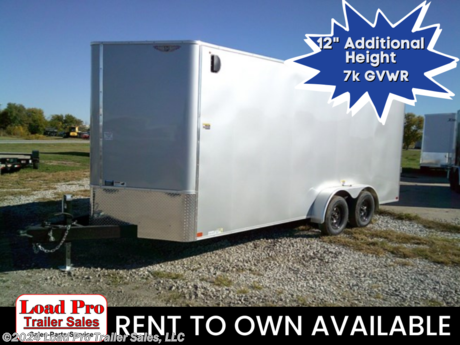 &lt;p&gt;&lt;span style=&quot;color: #363636; font-family: Hind, sans-serif; font-size: 18.88px;&quot;&gt;We offer RENT TO OWN and also offer Traditional Financing with approved credit !! This Trailer is for sale at Load Pro Trailer Sales in Clarinda Iowa.&amp;nbsp;&lt;/span&gt;&lt;/p&gt;
&lt;p&gt;&lt;span style=&quot;color: #363636; font-family: Hind, sans-serif; font-size: 18.88px;&quot;&gt;New H&amp;amp;H 7X18 Enclosed Cargo Trailer&amp;nbsp;&lt;/span&gt;&lt;/p&gt;
&lt;ul&gt;
&lt;li&gt;&lt;span style=&quot;color: #363636; font-family: Hind, sans-serif;&quot;&gt;&lt;span style=&quot;font-size: 18.88px;&quot;&gt;Steel Tube Frame &amp;amp; Tongue&lt;/span&gt;&lt;/span&gt;&lt;/li&gt;
&lt;li&gt;&lt;span style=&quot;color: #363636; font-family: Hind, sans-serif;&quot;&gt;&lt;span style=&quot;font-size: 18.88px;&quot;&gt;Formed Channel Steel Crossmembers&lt;/span&gt;&lt;/span&gt;&lt;/li&gt;
&lt;li&gt;&lt;span style=&quot;color: #363636; font-family: Hind, sans-serif;&quot;&gt;&lt;span style=&quot;font-size: 18.88px;&quot;&gt;24&amp;rdquo; On-Center Steel Tube Wall Uprights&lt;/span&gt;&lt;/span&gt;&lt;/li&gt;
&lt;li&gt;&lt;span style=&quot;color: #363636; font-family: Hind, sans-serif;&quot;&gt;&lt;span style=&quot;font-size: 18.88px;&quot;&gt;24&amp;rdquo; On-Center Galvanized Steel Tube Roof Bows&lt;/span&gt;&lt;/span&gt;&lt;/li&gt;
&lt;li&gt;&lt;strong&gt;&lt;span style=&quot;color: #363636; font-family: Hind, sans-serif;&quot;&gt;&lt;span style=&quot;font-size: 18.88px;&quot;&gt;12&quot; Additional Height&lt;/span&gt;&lt;/span&gt;&lt;/strong&gt;&lt;/li&gt;
&lt;li&gt;&lt;strong&gt;&lt;span style=&quot;color: #363636; font-family: Hind, sans-serif;&quot;&gt;&lt;span style=&quot;font-size: 18.88px;&quot;&gt;(4) D-Rings&lt;/span&gt;&lt;/span&gt;&lt;/strong&gt;&lt;/li&gt;
&lt;li&gt;&lt;span style=&quot;color: #363636; font-family: Hind, sans-serif;&quot;&gt;&lt;span style=&quot;font-size: 18.88px;&quot;&gt;V-Nose Front&lt;/span&gt;&lt;/span&gt;&lt;/li&gt;
&lt;li&gt;&lt;span style=&quot;color: #363636; font-family: Hind, sans-serif;&quot;&gt;&lt;span style=&quot;font-size: 18.88px;&quot;&gt;A-Frame Posi-Lock Coupler with Dual Safety Chains&lt;/span&gt;&lt;/span&gt;&lt;/li&gt;
&lt;li&gt;&lt;strong&gt;&lt;span style=&quot;color: #363636; font-family: Hind, sans-serif;&quot;&gt;&lt;span style=&quot;font-size: 18.88px;&quot;&gt;7K Drop Leg Jack&lt;/span&gt;&lt;/span&gt;&lt;/strong&gt;&lt;/li&gt;
&lt;li&gt;&lt;span style=&quot;color: #363636; font-family: Hind, sans-serif;&quot;&gt;&lt;span style=&quot;font-size: 18.88px;&quot;&gt;Side Door with RV Style, Flush-Lock Latch&lt;/span&gt;&lt;/span&gt;&lt;/li&gt;
&lt;li&gt;&lt;span style=&quot;color: #363636; font-family: Hind, sans-serif;&quot;&gt;&lt;span style=&quot;font-size: 18.88px;&quot;&gt;Aluminum Door Hold Back&lt;/span&gt;&lt;/span&gt;&lt;/li&gt;
&lt;li&gt;&lt;span style=&quot;color: #363636; font-family: Hind, sans-serif;&quot;&gt;&lt;span style=&quot;font-size: 18.88px;&quot;&gt;Rear Ramp Door&amp;nbsp;&lt;/span&gt;&lt;/span&gt;&lt;/li&gt;
&lt;li&gt;&lt;span style=&quot;color: #363636; font-family: Hind, sans-serif;&quot;&gt;&lt;span style=&quot;font-size: 18.88px;&quot;&gt;Aluminum Fenders&lt;/span&gt;&lt;/span&gt;&lt;/li&gt;
&lt;li&gt;&lt;span style=&quot;color: #363636; font-family: Hind, sans-serif;&quot;&gt;&lt;span style=&quot;font-size: 18.88px;&quot;&gt;Drop Spring Axle (s) with Easy Lube Hubs&lt;/span&gt;&lt;/span&gt;&lt;/li&gt;
&lt;li&gt;&lt;span style=&quot;color: #363636; font-family: Hind, sans-serif;&quot;&gt;&lt;span style=&quot;font-size: 18.88px;&quot;&gt;&lt;strong&gt;4-Wheel&lt;/strong&gt; Electric Brakes (Tandem Models)&lt;/span&gt;&lt;/span&gt;&lt;/li&gt;
&lt;li&gt;&lt;span style=&quot;color: #363636; font-family: Hind, sans-serif;&quot;&gt;&lt;span style=&quot;font-size: 18.88px;&quot;&gt;Radial Tires on &lt;strong&gt;Black&lt;/strong&gt; Steel Wheels&lt;/span&gt;&lt;/span&gt;&lt;/li&gt;
&lt;li&gt;&lt;span style=&quot;color: #363636; font-family: Hind, sans-serif;&quot;&gt;&lt;span style=&quot;font-size: 18.88px;&quot;&gt;Weather Coated Tongue &amp;amp; Rear Bulkhead&lt;/span&gt;&lt;/span&gt;&lt;/li&gt;
&lt;li&gt;&lt;span style=&quot;color: #363636; font-family: Hind, sans-serif;&quot;&gt;&lt;span style=&quot;font-size: 18.88px;&quot;&gt;Fully Undercoated Body&lt;/span&gt;&lt;/span&gt;&lt;/li&gt;
&lt;li&gt;&lt;span style=&quot;color: #363636; font-family: Hind, sans-serif;&quot;&gt;&lt;span style=&quot;font-size: 18.88px;&quot;&gt;Vapor Barrier&lt;/span&gt;&lt;/span&gt;&lt;/li&gt;
&lt;li&gt;&lt;span style=&quot;color: #363636; font-family: Hind, sans-serif;&quot;&gt;&lt;span style=&quot;font-size: 18.88px;&quot;&gt;.030 Smooth Aluminum Exterior Sheeting&lt;/span&gt;&lt;/span&gt;&lt;/li&gt;
&lt;li&gt;&lt;span style=&quot;color: #363636; font-family: Hind, sans-serif;&quot;&gt;&lt;span style=&quot;font-size: 18.88px;&quot;&gt;Flat Roof Design with .024 Aluminum &amp;amp; Slightly Sloped&lt;/span&gt;&lt;/span&gt;&lt;/li&gt;
&lt;li&gt;&lt;span style=&quot;color: #363636; font-family: Hind, sans-serif;&quot;&gt;&lt;span style=&quot;font-size: 18.88px;&quot;&gt;24&amp;rdquo; Aluminum Tread Plate Rock Guard&lt;/span&gt;&lt;/span&gt;&lt;/li&gt;
&lt;li&gt;&lt;span style=&quot;color: #363636; font-family: Hind, sans-serif;&quot;&gt;&lt;span style=&quot;font-size: 18.88px;&quot;&gt;Extruded Aluminum Trim&lt;/span&gt;&lt;/span&gt;&lt;/li&gt;
&lt;li&gt;&lt;span style=&quot;color: #363636; font-family: Hind, sans-serif;&quot;&gt;&lt;span style=&quot;font-size: 18.88px;&quot;&gt;3/8&quot; Wood Interior Walls&lt;/span&gt;&lt;/span&gt;&lt;/li&gt;
&lt;li&gt;&lt;span style=&quot;color: #363636; font-family: Hind, sans-serif;&quot;&gt;&lt;span style=&quot;font-size: 18.88px;&quot;&gt;Aluminum H-Channel Wall Transitions&lt;/span&gt;&lt;/span&gt;&lt;/li&gt;
&lt;li&gt;&lt;span style=&quot;color: #363636; font-family: Hind, sans-serif;&quot;&gt;&lt;span style=&quot;font-size: 18.88px;&quot;&gt;3/4&amp;rdquo; Engineered Wood Flooring&lt;/span&gt;&lt;/span&gt;&lt;/li&gt;
&lt;li&gt;&lt;span style=&quot;color: #363636; font-family: Hind, sans-serif;&quot;&gt;&lt;span style=&quot;font-size: 18.88px;&quot;&gt;12V LED Dome Light(s) &amp;amp; Switch, Wall Mounted&lt;/span&gt;&lt;/span&gt;&lt;/li&gt;
&lt;li&gt;&lt;span style=&quot;color: #363636; font-family: Hind, sans-serif;&quot;&gt;&lt;span style=&quot;font-size: 18.88px;&quot;&gt;Full DOT Compliant, LED Lighting&lt;/span&gt;&lt;/span&gt;&lt;/li&gt;
&lt;li&gt;&lt;strong&gt;&lt;span style=&quot;color: #363636; font-family: Hind, sans-serif;&quot;&gt;&lt;span style=&quot;font-size: 18.88px;&quot;&gt;Sidewall Vents&lt;/span&gt;&lt;/span&gt;&lt;/strong&gt;&lt;/li&gt;
&lt;li&gt;&lt;span style=&quot;color: #363636; font-family: Hind, sans-serif;&quot;&gt;&lt;span style=&quot;font-size: 18.88px;&quot;&gt;Limited 3-Year Warranty&lt;/span&gt;&lt;/span&gt;&lt;/li&gt;
&lt;/ul&gt;
&lt;p style=&quot;box-sizing: inherit; margin-top: 0px; margin-bottom: 1rem; color: #373a3c; font-family: Lato, sans-serif;&quot;&gt;&lt;span style=&quot;box-sizing: inherit; color: #222222; font-family: &#39;Maven Pro&#39;, &#39;open sans&#39;, &#39;Helvetica Neue&#39;, Helvetica, Arial, sans-serif;&quot;&gt;&lt;span style=&quot;box-sizing: inherit; font-size: 13px;&quot;&gt;All prices are cash or Finance.&amp;nbsp; We offer financing through Sheffield Financial with approved credit on new trailers . We are a Licensed dealer for Load Trail, Cross Enclosed Cargo Trailers, CargoMate, Alcom, and M&amp;amp;W Welding trailers.&lt;/span&gt;&lt;/span&gt;&lt;/p&gt;
&lt;p style=&quot;box-sizing: inherit; margin-top: 0px; margin-bottom: 1rem; color: #373a3c; font-family: Lato, sans-serif;&quot;&gt;&lt;span style=&quot;box-sizing: inherit; color: #222222; font-family: &#39;Maven Pro&#39;, &#39;open sans&#39;, &#39;Helvetica Neue&#39;, Helvetica, Arial, sans-serif;&quot;&gt;&lt;span style=&quot;box-sizing: inherit; font-size: 13px;&quot;&gt;We carry enclosed cargo trailers, Low pro trailers, Utility Trailer, dump trailer, Bobcat trailer, car trailer, ATV Trailers, UTV Trailers, tilt bed equipment trailers, Hydraulic dovetail trailers, Implement trailers, Car Haulers, skid loader trailer, I beam Gooseneck Trailer, Gooseneck Trailer, scissor lift trailers, slingshot trailer, farm trailers, landscape trailer, forklift trailers, Spring loaded gate trailers, Aluminum trailer, Enclosed Car Trailers, Deck over Trailers, SXS Trailer, motorcycle trailers, Race trailers, lawncare trailer, Pipe top Trailer, seed trailers, Box Trailer, tool trailers, Hay Trailers, Fuel Trailer, Self Unloading Hay Trailer, Used trailer for sale, Construction trailers, Craft Trailers, Trailer to haul my golf cart, Jeep Trailers, Aluminum cargo trailers, and Buggy Haulers. We are centrally located between Kansas City - MO - Omaha, NE and Des Moines, IA. We are close to Atlantic, IA - Red Oak, IA - Shenandoah, IA - Bradyville, IA - Maryville, MO - St Joseph, MO - Rockport, MO. We carry a large selection of parts to fit all makes and models of trailer and have a full service shop to repair all makes and models of trailers.&lt;/span&gt;&lt;/span&gt;&lt;/p&gt;