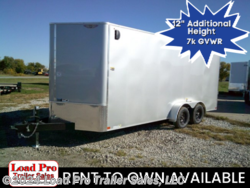 New 2024 H&H 7X18 Extra Tall Enclosed Cargo Trailer available in Clarinda, Iowa