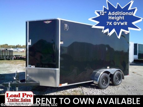 &lt;p&gt;&lt;span style=&quot;color: #363636; font-family: Hind, sans-serif; font-size: 16px;&quot;&gt;We offer RENT TO OWN and also offer Traditional Financing with approved credit !! This Trailer is for sale at Load Pro Trailer Sales in Clarinda Iowa.&lt;/span&gt;&lt;/p&gt;
&lt;p&gt;&lt;strong&gt;H&amp;amp;H 7X14 Extra Tall Enclosed Cargo Trailer&lt;/strong&gt;&lt;/p&gt;
&lt;ul&gt;
&lt;li&gt;Steel Tube Frame &amp;amp; Tongue&lt;/li&gt;
&lt;li&gt;Formed Channel Steel Crossmembers&lt;/li&gt;
&lt;li&gt;24&amp;rdquo; On-Center Wall Uprights&lt;/li&gt;
&lt;li&gt;24&amp;rdquo; On-Center Tube Roof Bows&lt;/li&gt;
&lt;li&gt;12&quot; Additional Height&lt;/li&gt;
&lt;li&gt;V-Nose Front&lt;/li&gt;
&lt;li&gt;A-Frame Posi-Lock Coupler with Dual Safety Chains&lt;/li&gt;
&lt;li&gt;7K Rated Jack with Foot&lt;/li&gt;
&lt;li&gt;Side Door with RV Style, Flush-Lock Latch&lt;/li&gt;
&lt;li&gt;Aluminum Door Hold Back&lt;/li&gt;
&lt;li&gt;Rear Ramp Door&lt;/li&gt;
&lt;li&gt;Aluminum Fenders&lt;/li&gt;
&lt;li&gt;Drop Spring Axle (s) with Easy Lube Hubs&lt;/li&gt;
&lt;li&gt;Brakes on both axles&lt;/li&gt;
&lt;li&gt;4-Wheel Electric Brakes (Tandem Models)&lt;/li&gt;
&lt;li&gt;Radial Tires&amp;nbsp;&lt;/li&gt;
&lt;li&gt;Weather Coated Tongue &amp;amp; Rear Bulkhead&lt;/li&gt;
&lt;li&gt;Fully Undercoated Body&lt;/li&gt;
&lt;li&gt;Vapor Barrier&lt;/li&gt;
&lt;li&gt;.030 Smooth Aluminum Exterior Sheeting&lt;/li&gt;
&lt;li&gt;Flat Roof Design with .024 Aluminum &amp;amp; Slightly Sloped&lt;/li&gt;
&lt;li&gt;24&amp;rdquo; Aluminum Tread Plate Rock Guard&lt;/li&gt;
&lt;li&gt;Extruded Aluminum Trim&lt;/li&gt;
&lt;li&gt;3/8&quot; Wood Interior Walls&lt;/li&gt;
&lt;li&gt;3/4&amp;rdquo; Engineered Wood Flooring&lt;/li&gt;
&lt;li&gt;Sidewall Vents&lt;/li&gt;
&lt;li&gt;(4) D-Rings&lt;/li&gt;
&lt;li&gt;12V LED Dome Light(s) &amp;amp; Switch, Wall Mounted&lt;/li&gt;
&lt;li&gt;Full DOT Compliant, LED Lighting&lt;/li&gt;
&lt;li&gt;Limited 3-Year Warranty&lt;/li&gt;
&lt;/ul&gt;
&lt;p&gt;&amp;nbsp;&lt;/p&gt;
&lt;ul style=&quot;box-sizing: border-box; margin-top: 0px; margin-bottom: 0px; padding-left: 1.5em; list-style: none; font-size: 16px; color: #232323; font-family: Arial, &#39; Helvetica Neue&#39;, Helvetica, Arial, sans-serif;&quot;&gt;
&lt;li style=&quot;box-sizing: border-box;&quot;&gt;
&lt;p style=&quot;box-sizing: inherit; margin-top: 0px; margin-bottom: 1rem; color: #373a3c; font-family: Lato, sans-serif;&quot;&gt;&lt;span style=&quot;box-sizing: inherit; font-size: 14px; color: #222222; font-family: &#39;Maven Pro&#39;, &#39;open sans&#39;, &#39;Helvetica Neue&#39;, Helvetica, Arial, sans-serif;&quot;&gt;&lt;span style=&quot;box-sizing: inherit; font-size: 13px;&quot;&gt;All prices are cash or Finance.&amp;nbsp; We offer financing through Sheffield Financial with approved credit on new trailers . We are a&amp;nbsp;&lt;/span&gt;&lt;/span&gt;Licensed dealer for Load Trail, Cross Enclosed Cargo Trailers,and M&amp;amp;W Welding trailers.&lt;/p&gt;
&lt;/li&gt;
&lt;li style=&quot;box-sizing: border-box;&quot;&gt;
&lt;p style=&quot;box-sizing: inherit; margin-top: 0px; margin-bottom: 1rem; color: #373a3c; font-family: Lato, sans-serif;&quot;&gt;We carry&amp;nbsp;&lt;span style=&quot;box-sizing: inherit; font-size: 13px; color: #222222; font-family: &#39;Maven Pro&#39;, &#39;open sans&#39;, &#39;Helvetica Neue&#39;, Helvetica, Arial, sans-serif;&quot;&gt;enclosed cargo trailers,Low pro trailers, Utility Trailer, dump trailer, Bobcat trailer, car trailer,&amp;nbsp;&lt;/span&gt;&lt;span class=&quot;gmail-&quot; style=&quot;box-sizing: inherit; font-size: 13px; color: #222222; font-family: &#39;Maven Pro&#39;, &#39;open sans&#39;, &#39;Helvetica Neue&#39;, Helvetica, Arial, sans-serif;&quot;&gt;&lt;span class=&quot;gmail-&quot; style=&quot;box-sizing: inherit;&quot;&gt;&lt;span class=&quot;gmail-&quot; style=&quot;box-sizing: inherit;&quot;&gt;&lt;span class=&quot;gmail-&quot; style=&quot;box-sizing: inherit;&quot;&gt;&lt;span class=&quot;gmail-&quot; style=&quot;box-sizing: inherit;&quot;&gt;&lt;span class=&quot;gmail-&quot; style=&quot;box-sizing: inherit;&quot;&gt;&lt;span class=&quot;gmail-&quot; style=&quot;box-sizing: inherit;&quot;&gt;&lt;span class=&quot;gmail-nanospell-typo&quot; style=&quot;box-sizing: inherit; border: none; cursor: auto; background: url(&#39;wiggle.png&#39;) 0% 100% repeat-x;&quot;&gt;ATV&lt;/span&gt;&lt;/span&gt;&lt;/span&gt;&lt;/span&gt;&lt;/span&gt;&lt;/span&gt;&lt;/span&gt;&lt;/span&gt;&lt;span style=&quot;box-sizing: inherit; font-size: 13px; color: #222222; font-family: &#39;Maven Pro&#39;, &#39;open sans&#39;, &#39;Helvetica Neue&#39;, Helvetica, Arial, sans-serif;&quot;&gt;&amp;nbsp;Trailers,&amp;nbsp;&lt;/span&gt;&lt;span class=&quot;gmail-&quot; style=&quot;box-sizing: inherit; font-size: 13px; color: #222222; font-family: &#39;Maven Pro&#39;, &#39;open sans&#39;, &#39;Helvetica Neue&#39;, Helvetica, Arial, sans-serif;&quot;&gt;&lt;span class=&quot;gmail-&quot; style=&quot;box-sizing: inherit;&quot;&gt;&lt;span class=&quot;gmail-&quot; style=&quot;box-sizing: inherit;&quot;&gt;&lt;span class=&quot;gmail-&quot; style=&quot;box-sizing: inherit;&quot;&gt;&lt;span class=&quot;gmail-&quot; style=&quot;box-sizing: inherit;&quot;&gt;&lt;span class=&quot;gmail-&quot; style=&quot;box-sizing: inherit;&quot;&gt;&lt;span class=&quot;gmail-&quot; style=&quot;box-sizing: inherit;&quot;&gt;&lt;span class=&quot;gmail-nanospell-typo&quot; style=&quot;box-sizing: inherit; border: none; cursor: auto; background: url(&#39;wiggle.png&#39;) 0% 100% repeat-x;&quot;&gt;UTV&lt;/span&gt;&lt;/span&gt;&lt;/span&gt;&lt;/span&gt;&lt;/span&gt;&lt;/span&gt;&lt;/span&gt;&lt;/span&gt;&lt;span style=&quot;box-sizing: inherit; font-size: 13px; color: #222222; font-family: &#39;Maven Pro&#39;, &#39;open sans&#39;, &#39;Helvetica Neue&#39;, Helvetica, Arial, sans-serif;&quot;&gt;&amp;nbsp;Trailers,&amp;nbsp;&lt;/span&gt;&lt;span class=&quot;gmail-&quot; style=&quot;box-sizing: inherit; font-size: 13px; color: #222222; font-family: &#39;Maven Pro&#39;, &#39;open sans&#39;, &#39;Helvetica Neue&#39;, Helvetica, Arial, sans-serif;&quot;&gt;&lt;span class=&quot;gmail-&quot; style=&quot;box-sizing: inherit;&quot;&gt;&lt;span class=&quot;gmail-&quot; style=&quot;box-sizing: inherit;&quot;&gt;&lt;span class=&quot;gmail-&quot; style=&quot;box-sizing: inherit;&quot;&gt;&lt;span class=&quot;gmail-&quot; style=&quot;box-sizing: inherit;&quot;&gt;&lt;span class=&quot;gmail-&quot; style=&quot;box-sizing: inherit;&quot;&gt;&lt;span class=&quot;gmail-&quot; style=&quot;box-sizing: inherit;&quot;&gt;&lt;span class=&quot;gmail-nanospell-typo&quot; style=&quot;box-sizing: inherit; border: none; cursor: auto; background: url(&#39;wiggle.png&#39;) 0% 100% repeat-x;&quot;&gt;tiltbed&lt;/span&gt;&lt;/span&gt;&lt;/span&gt;&lt;/span&gt;&lt;/span&gt;&lt;/span&gt;&lt;/span&gt;&lt;/span&gt;&lt;span style=&quot;box-sizing: inherit; font-size: 13px; color: #222222; font-family: &#39;Maven Pro&#39;, &#39;open sans&#39;, &#39;Helvetica Neue&#39;, Helvetica, Arial, sans-serif;&quot;&gt;&amp;nbsp;equipment trailers, Hydraulic dovetail trailers,&lt;/span&gt;&lt;span style=&quot;box-sizing: inherit; font-size: 13px; color: #222222; font-family: &#39;Maven Pro&#39;, &#39;open sans&#39;, &#39;Helvetica Neue&#39;, Helvetica, Arial, sans-serif;&quot;&gt;Implement trailers, Car Haulers,&amp;nbsp;&lt;/span&gt;&lt;span class=&quot;gmail-&quot; style=&quot;box-sizing: inherit; font-size: 13px; color: #222222; font-family: &#39;Maven Pro&#39;, &#39;open sans&#39;, &#39;Helvetica Neue&#39;, Helvetica, Arial, sans-serif;&quot;&gt;&lt;span class=&quot;gmail-&quot; style=&quot;box-sizing: inherit;&quot;&gt;&lt;span class=&quot;gmail-&quot; style=&quot;box-sizing: inherit;&quot;&gt;&lt;span class=&quot;gmail-&quot; style=&quot;box-sizing: inherit;&quot;&gt;&lt;span class=&quot;gmail-&quot; style=&quot;box-sizing: inherit;&quot;&gt;&lt;span class=&quot;gmail-&quot; style=&quot;box-sizing: inherit;&quot;&gt;&lt;span class=&quot;gmail-&quot; style=&quot;box-sizing: inherit;&quot;&gt;&lt;span class=&quot;gmail-nanospell-typo&quot; style=&quot;box-sizing: inherit; border: none; cursor: auto; background: url(&#39;wiggle.png&#39;) 0% 100% repeat-x;&quot;&gt;skidloader&lt;/span&gt;&lt;/span&gt;&lt;/span&gt;&lt;/span&gt;&lt;/span&gt;&lt;/span&gt;&lt;/span&gt;&lt;/span&gt;&lt;span style=&quot;box-sizing: inherit; font-size: 13px; color: #222222; font-family: &#39;Maven Pro&#39;, &#39;open sans&#39;, &#39;Helvetica Neue&#39;, Helvetica, Arial, sans-serif;&quot;&gt;&amp;nbsp;trailer,I beam&amp;nbsp;&lt;/span&gt;&lt;span class=&quot;gmail-&quot; style=&quot;box-sizing: inherit; font-size: 13px; color: #222222; font-family: &#39;Maven Pro&#39;, &#39;open sans&#39;, &#39;Helvetica Neue&#39;, Helvetica, Arial, sans-serif;&quot;&gt;&lt;span class=&quot;gmail-&quot; style=&quot;box-sizing: inherit;&quot;&gt;&lt;span class=&quot;gmail-&quot; style=&quot;box-sizing: inherit;&quot;&gt;&lt;span class=&quot;gmail-&quot; style=&quot;box-sizing: inherit;&quot;&gt;&lt;span class=&quot;gmail-&quot; style=&quot;box-sizing: inherit;&quot;&gt;&lt;span class=&quot;gmail-&quot; style=&quot;box-sizing: inherit;&quot;&gt;&lt;span class=&quot;gmail-&quot; style=&quot;box-sizing: inherit;&quot;&gt;&lt;span class=&quot;gmail-nanospell-typo&quot; style=&quot;box-sizing: inherit; border: none; cursor: auto; background: url(&#39;wiggle.png&#39;) 0% 100% repeat-x;&quot;&gt;Gooseneck&lt;/span&gt;&lt;/span&gt;&lt;/span&gt;&lt;/span&gt;&lt;/span&gt;&lt;/span&gt;&lt;/span&gt;&lt;/span&gt;&lt;span style=&quot;box-sizing: inherit; font-size: 13px; color: #222222; font-family: &#39;Maven Pro&#39;, &#39;open sans&#39;, &#39;Helvetica Neue&#39;, Helvetica, Arial, sans-serif;&quot;&gt;&amp;nbsp;Trailer,&amp;nbsp;&lt;/span&gt;&lt;span class=&quot;gmail-&quot; style=&quot;box-sizing: inherit; font-size: 13px; color: #222222; font-family: &#39;Maven Pro&#39;, &#39;open sans&#39;, &#39;Helvetica Neue&#39;, Helvetica, Arial, sans-serif;&quot;&gt;&lt;span class=&quot;gmail-&quot; style=&quot;box-sizing: inherit;&quot;&gt;&lt;span class=&quot;gmail-&quot; style=&quot;box-sizing: inherit;&quot;&gt;&lt;span class=&quot;gmail-&quot; style=&quot;box-sizing: inherit;&quot;&gt;&lt;span class=&quot;gmail-&quot; style=&quot;box-sizing: inherit;&quot;&gt;&lt;span class=&quot;gmail-&quot; style=&quot;box-sizing: inherit;&quot;&gt;&lt;span class=&quot;gmail-&quot; style=&quot;box-sizing: inherit;&quot;&gt;&lt;span class=&quot;gmail-nanospell-typo&quot; style=&quot;box-sizing: inherit; border: none; cursor: auto; background: url(&#39;wiggle.png&#39;) 0% 100% repeat-x;&quot;&gt;Gooseneck&lt;/span&gt;&lt;/span&gt;&lt;/span&gt;&lt;/span&gt;&lt;/span&gt;&lt;/span&gt;&lt;/span&gt;&lt;/span&gt;&lt;span style=&quot;box-sizing: inherit; font-size: 13px; color: #222222; font-family: &#39;Maven Pro&#39;, &#39;open sans&#39;, &#39;Helvetica Neue&#39;, Helvetica, Arial, sans-serif;&quot;&gt;&amp;nbsp;Trailer, scissor lift trailers, slingshot trailer, farm trailers, landscape trailer,&lt;/span&gt;&lt;span style=&quot;box-sizing: inherit; font-size: 13px; color: #222222; font-family: &#39;Maven Pro&#39;, &#39;open sans&#39;, &#39;Helvetica Neue&#39;, Helvetica, Arial, sans-serif;&quot;&gt;forklift trailers, Spring loaded gate trailers, Aluminum trailer, Enclosed Car Trailers,&amp;nbsp;&lt;/span&gt;&lt;span class=&quot;gmail-&quot; style=&quot;box-sizing: inherit; font-size: 13px; color: #222222; font-family: &#39;Maven Pro&#39;, &#39;open sans&#39;, &#39;Helvetica Neue&#39;, Helvetica, Arial, sans-serif;&quot;&gt;&lt;span class=&quot;gmail-&quot; style=&quot;box-sizing: inherit;&quot;&gt;&lt;span class=&quot;gmail-&quot; style=&quot;box-sizing: inherit;&quot;&gt;&lt;span class=&quot;gmail-&quot; style=&quot;box-sizing: inherit;&quot;&gt;&lt;span class=&quot;gmail-&quot; style=&quot;box-sizing: inherit;&quot;&gt;&lt;span class=&quot;gmail-&quot; style=&quot;box-sizing: inherit;&quot;&gt;&lt;span class=&quot;gmail-&quot; style=&quot;box-sizing: inherit;&quot;&gt;&lt;span class=&quot;gmail-nanospell-typo&quot; style=&quot;box-sizing: inherit; border: none; cursor: auto; background: url(&#39;wiggle.png&#39;) 0% 100% repeat-x;&quot;&gt;Deckover&lt;/span&gt;&lt;/span&gt;&lt;/span&gt;&lt;/span&gt;&lt;/span&gt;&lt;/span&gt;&lt;/span&gt;&lt;/span&gt;&lt;span style=&quot;box-sizing: inherit; font-size: 13px; color: #222222; font-family: &#39;Maven Pro&#39;, &#39;open sans&#39;, &#39;Helvetica Neue&#39;, Helvetica, Arial, sans-serif;&quot;&gt;&amp;nbsp;Trailers,&amp;nbsp;&lt;/span&gt;&lt;span class=&quot;gmail-&quot; style=&quot;box-sizing: inherit; font-size: 13px; color: #222222; font-family: &#39;Maven Pro&#39;, &#39;open sans&#39;, &#39;Helvetica Neue&#39;, Helvetica, Arial, sans-serif;&quot;&gt;&lt;span class=&quot;gmail-&quot; style=&quot;box-sizing: inherit;&quot;&gt;&lt;span class=&quot;gmail-&quot; style=&quot;box-sizing: inherit;&quot;&gt;&lt;span class=&quot;gmail-&quot; style=&quot;box-sizing: inherit;&quot;&gt;&lt;span class=&quot;gmail-&quot; style=&quot;box-sizing: inherit;&quot;&gt;&lt;span class=&quot;gmail-&quot; style=&quot;box-sizing: inherit;&quot;&gt;&lt;span class=&quot;gmail-&quot; style=&quot;box-sizing: inherit;&quot;&gt;&lt;span class=&quot;gmail-nanospell-typo&quot; style=&quot;box-sizing: inherit; border: none; cursor: auto; background: url(&#39;wiggle.png&#39;) 0% 100% repeat-x;&quot;&gt;SXS&lt;/span&gt;&lt;/span&gt;&lt;/span&gt;&lt;/span&gt;&lt;/span&gt;&lt;/span&gt;&lt;/span&gt;&lt;/span&gt;&lt;span style=&quot;box-sizing: inherit; font-size: 13px; color: #222222; font-family: &#39;Maven Pro&#39;, &#39;open sans&#39;, &#39;Helvetica Neue&#39;, Helvetica, Arial, sans-serif;&quot;&gt;&amp;nbsp;Trailer, motorcycle trailers, Race trailers,&amp;nbsp;&lt;/span&gt;&lt;span class=&quot;gmail-&quot; style=&quot;box-sizing: inherit; font-size: 13px; color: #222222; font-family: &#39;Maven Pro&#39;, &#39;open sans&#39;, &#39;Helvetica Neue&#39;, Helvetica, Arial, sans-serif;&quot;&gt;&lt;span class=&quot;gmail-&quot; style=&quot;box-sizing: inherit;&quot;&gt;&lt;span class=&quot;gmail-&quot; style=&quot;box-sizing: inherit;&quot;&gt;&lt;span class=&quot;gmail-&quot; style=&quot;box-sizing: inherit;&quot;&gt;&lt;span class=&quot;gmail-&quot; style=&quot;box-sizing: inherit;&quot;&gt;&lt;span class=&quot;gmail-&quot; style=&quot;box-sizing: inherit;&quot;&gt;&lt;span class=&quot;gmail-&quot; style=&quot;box-sizing: inherit;&quot;&gt;&lt;span class=&quot;gmail-nanospell-typo&quot; style=&quot;box-sizing: inherit; border: none; cursor: auto; background: url(&#39;wiggle.png&#39;) 0% 100% repeat-x;&quot;&gt;lawncare&lt;/span&gt;&lt;/span&gt;&lt;/span&gt;&lt;/span&gt;&lt;/span&gt;&lt;/span&gt;&lt;/span&gt;&lt;/span&gt;&lt;span style=&quot;box-sizing: inherit; font-size: 13px; color: #222222; font-family: &#39;Maven Pro&#39;, &#39;open sans&#39;, &#39;Helvetica Neue&#39;, Helvetica, Arial, sans-serif;&quot;&gt;&amp;nbsp;trailer,&lt;/span&gt;&lt;span class=&quot;gmail-&quot; style=&quot;box-sizing: inherit; font-size: 13px; color: #222222; font-family: &#39;Maven Pro&#39;, &#39;open sans&#39;, &#39;Helvetica Neue&#39;, Helvetica, Arial, sans-serif;&quot;&gt;&lt;span class=&quot;gmail-&quot; style=&quot;box-sizing: inherit;&quot;&gt;&lt;span class=&quot;gmail-&quot; style=&quot;box-sizing: inherit;&quot;&gt;&lt;span class=&quot;gmail-&quot; style=&quot;box-sizing: inherit;&quot;&gt;&lt;span class=&quot;gmail-&quot; style=&quot;box-sizing: inherit;&quot;&gt;&lt;span class=&quot;gmail-&quot; style=&quot;box-sizing: inherit;&quot;&gt;&lt;span class=&quot;gmail-&quot; style=&quot;box-sizing: inherit;&quot;&gt;&lt;span class=&quot;gmail-nanospell-typo&quot; style=&quot;box-sizing: inherit; border: none; cursor: auto; background: url(&#39;wiggle.png&#39;) 0% 100% repeat-x;&quot;&gt;Pipetop&lt;/span&gt;&lt;/span&gt;&lt;/span&gt;&lt;/span&gt;&lt;/span&gt;&lt;/span&gt;&lt;/span&gt;&lt;/span&gt;&lt;span style=&quot;box-sizing: inherit; font-size: 13px; color: #222222; font-family: &#39;Maven Pro&#39;, &#39;open sans&#39;, &#39;Helvetica Neue&#39;, Helvetica, Arial, sans-serif;&quot;&gt;&amp;nbsp;Trailer, seed trailers, Box Trailer, tool trailers, Hay Trailers, Fuel Trailer, Self Unloading Hay Trailer, Used trailer for sale, Construction trailers, Craft Trailers,&amp;nbsp;&lt;/span&gt;&lt;span style=&quot;box-sizing: inherit; font-size: 13px; color: #222222; font-family: &#39;Maven Pro&#39;, &#39;open sans&#39;, &#39;Helvetica Neue&#39;, Helvetica, Arial, sans-serif;&quot;&gt;Trailer to haul my&amp;nbsp;&lt;/span&gt;&lt;span class=&quot;gmail-&quot; style=&quot;box-sizing: inherit; font-size: 13px; color: #222222; font-family: &#39;Maven Pro&#39;, &#39;open sans&#39;, &#39;Helvetica Neue&#39;, Helvetica, Arial, sans-serif;&quot;&gt;&lt;span class=&quot;gmail-&quot; style=&quot;box-sizing: inherit;&quot;&gt;&lt;span class=&quot;gmail-&quot; style=&quot;box-sizing: inherit;&quot;&gt;&lt;span class=&quot;gmail-&quot; style=&quot;box-sizing: inherit;&quot;&gt;&lt;span class=&quot;gmail-&quot; style=&quot;box-sizing: inherit;&quot;&gt;&lt;span class=&quot;gmail-&quot; style=&quot;box-sizing: inherit;&quot;&gt;&lt;span class=&quot;gmail-&quot; style=&quot;box-sizing: inherit;&quot;&gt;&lt;span class=&quot;gmail-nanospell-typo&quot; style=&quot;box-sizing: inherit; border: none; cursor: auto; background: url(&#39;wiggle.png&#39;) 0% 100% repeat-x;&quot;&gt;golfcart&lt;/span&gt;&lt;/span&gt;&lt;/span&gt;&lt;/span&gt;&lt;/span&gt;&lt;/span&gt;&lt;/span&gt;&lt;/span&gt;&lt;span style=&quot;box-sizing: inherit; font-size: 13px; color: #222222; font-family: &#39;Maven Pro&#39;, &#39;open sans&#39;, &#39;Helvetica Neue&#39;, Helvetica, Arial, sans-serif;&quot;&gt;, Jeep Trailers, Aluminum cargo trailers, and Buggy Haulers. We are centrally located between Kansas City - MO - Omaha, NE and Des&amp;nbsp;&lt;/span&gt;&lt;span class=&quot;gmail-&quot; style=&quot;box-sizing: inherit; font-size: 13px; color: #222222; font-family: &#39;Maven Pro&#39;, &#39;open sans&#39;, &#39;Helvetica Neue&#39;, Helvetica, Arial, sans-serif;&quot;&gt;&lt;span class=&quot;gmail-&quot; style=&quot;box-sizing: inherit;&quot;&gt;&lt;span class=&quot;gmail-&quot; style=&quot;box-sizing: inherit;&quot;&gt;&lt;span class=&quot;gmail-&quot; style=&quot;box-sizing: inherit;&quot;&gt;&lt;span class=&quot;gmail-&quot; style=&quot;box-sizing: inherit;&quot;&gt;&lt;span class=&quot;gmail-&quot; style=&quot;box-sizing: inherit;&quot;&gt;&lt;span class=&quot;gmail-&quot; style=&quot;box-sizing: inherit;&quot;&gt;&lt;span class=&quot;gmail-nanospell-typo&quot; style=&quot;box-sizing: inherit; border: none; cursor: auto; background: url(&#39;wiggle.png&#39;) 0% 100% repeat-x;&quot;&gt;Moines&lt;/span&gt;&lt;/span&gt;&lt;/span&gt;&lt;/span&gt;&lt;/span&gt;&lt;/span&gt;&lt;/span&gt;&lt;/span&gt;&lt;span style=&quot;box-sizing: inherit; font-size: 13px; color: #222222; font-family: &#39;Maven Pro&#39;, &#39;open sans&#39;, &#39;Helvetica Neue&#39;, Helvetica, Arial, sans-serif;&quot;&gt;, IA. We are close to Atlantic, IA - Red Oak, IA - Shenandoah, IA -&amp;nbsp;&lt;/span&gt;&lt;span class=&quot;gmail-&quot; style=&quot;box-sizing: inherit; font-size: 13px; color: #222222; font-family: &#39;Maven Pro&#39;, &#39;open sans&#39;, &#39;Helvetica Neue&#39;, Helvetica, Arial, sans-serif;&quot;&gt;&lt;span class=&quot;gmail-&quot; style=&quot;box-sizing: inherit;&quot;&gt;&lt;span class=&quot;gmail-&quot; style=&quot;box-sizing: inherit;&quot;&gt;&lt;span class=&quot;gmail-&quot; style=&quot;box-sizing: inherit;&quot;&gt;&lt;span class=&quot;gmail-&quot; style=&quot;box-sizing: inherit;&quot;&gt;&lt;span class=&quot;gmail-&quot; style=&quot;box-sizing: inherit;&quot;&gt;&lt;span class=&quot;gmail-&quot; style=&quot;box-sizing: inherit;&quot;&gt;&lt;span class=&quot;gmail-nanospell-typo&quot; style=&quot;box-sizing: inherit; border: none; cursor: auto; background: url(&#39;wiggle.png&#39;) 0% 100% repeat-x;&quot;&gt;Bradyville&lt;/span&gt;&lt;/span&gt;&lt;/span&gt;&lt;/span&gt;&lt;/span&gt;&lt;/span&gt;&lt;/span&gt;&lt;/span&gt;&lt;span style=&quot;box-sizing: inherit; font-size: 13px; color: #222222; font-family: &#39;Maven Pro&#39;, &#39;open sans&#39;, &#39;Helvetica Neue&#39;, Helvetica, Arial, sans-serif;&quot;&gt;, IA -&amp;nbsp;&lt;/span&gt;&lt;span class=&quot;gmail-&quot; style=&quot;box-sizing: inherit; font-size: 13px; color: #222222; font-family: &#39;Maven Pro&#39;, &#39;open sans&#39;, &#39;Helvetica Neue&#39;, Helvetica, Arial, sans-serif;&quot;&gt;&lt;span class=&quot;gmail-&quot; style=&quot;box-sizing: inherit;&quot;&gt;&lt;span class=&quot;gmail-&quot; style=&quot;box-sizing: inherit;&quot;&gt;&lt;span class=&quot;gmail-&quot; style=&quot;box-sizing: inherit;&quot;&gt;&lt;span class=&quot;gmail-&quot; style=&quot;box-sizing: inherit;&quot;&gt;&lt;span class=&quot;gmail-&quot; style=&quot;box-sizing: inherit;&quot;&gt;&lt;span class=&quot;gmail-&quot; style=&quot;box-sizing: inherit;&quot;&gt;&lt;span class=&quot;gmail-nanospell-typo&quot; style=&quot;box-sizing: inherit; border: none; cursor: auto; background: url(&#39;wiggle.png&#39;) 0% 100% repeat-x;&quot;&gt;Maryville&lt;/span&gt;&lt;/span&gt;&lt;/span&gt;&lt;/span&gt;&lt;/span&gt;&lt;/span&gt;&lt;/span&gt;&lt;/span&gt;&lt;span style=&quot;box-sizing: inherit; font-size: 13px; color: #222222; font-family: &#39;Maven Pro&#39;, &#39;open sans&#39;, &#39;Helvetica Neue&#39;, Helvetica, Arial, sans-serif;&quot;&gt;, MO - St Joseph, MO -&amp;nbsp;&lt;/span&gt;&lt;span class=&quot;gmail-&quot; style=&quot;box-sizing: inherit; font-size: 13px; color: #222222; font-family: &#39;Maven Pro&#39;, &#39;open sans&#39;, &#39;Helvetica Neue&#39;, Helvetica, Arial, sans-serif;&quot;&gt;&lt;span class=&quot;gmail-&quot; style=&quot;box-sizing: inherit;&quot;&gt;&lt;span class=&quot;gmail-&quot; style=&quot;box-sizing: inherit;&quot;&gt;&lt;span class=&quot;gmail-&quot; style=&quot;box-sizing: inherit;&quot;&gt;&lt;span class=&quot;gmail-&quot; style=&quot;box-sizing: inherit;&quot;&gt;&lt;span class=&quot;gmail-&quot; style=&quot;box-sizing: inherit;&quot;&gt;&lt;span class=&quot;gmail-&quot; style=&quot;box-sizing: inherit;&quot;&gt;&lt;span class=&quot;gmail-nanospell-typo&quot; style=&quot;box-sizing: inherit; border: none; cursor: auto; background: url(&#39;wiggle.png&#39;) 0% 100% repeat-x;&quot;&gt;Rockport&lt;/span&gt;&lt;/span&gt;&lt;/span&gt;&lt;/span&gt;&lt;/span&gt;&lt;/span&gt;&lt;/span&gt;&lt;/span&gt;&lt;span style=&quot;box-sizing: inherit; font-size: 13px; color: #222222; font-family: &#39;Maven Pro&#39;, &#39;open sans&#39;, &#39;Helvetica Neue&#39;, Helvetica, Arial, sans-serif;&quot;&gt;, MO. We carry a large selection of parts to fit all makes and models of trailer and have a full service shop to repair all makes and models of trailers&lt;/span&gt;&lt;/p&gt;
&lt;/li&gt;
&lt;/ul&gt;