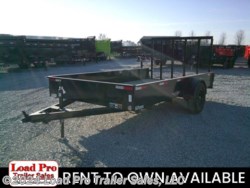 New 2024 H&H 76X12 Solid Side Utility Trailer available in Clarinda, Iowa