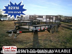 New 2024 H&H 82X16 HD Utility Trailer 9900 GVWR available in Clarinda, Iowa