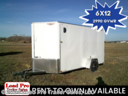 New 2024 H&H 6X12 Extra Tall Enclosed Cargo Trailer available in Clarinda, Iowa
