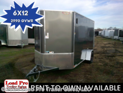 New 2024 H&H 6X12 Extra Tall Enclosed Cargo Trailer available in Clarinda, Iowa