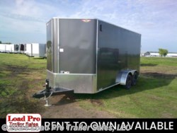 New 2023 H&H 7X16 Extra Tall Enclosed Cargo Trailer available in Clarinda, Iowa