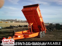 New 2024 H&H 83x14 Industrial Dump Trailer 7GA Floor 14K available in Clarinda, Iowa