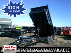 New 2024 Load Trail 83X14 Low Pro Dump Trailer 14K GVWR available in Clarinda, Iowa