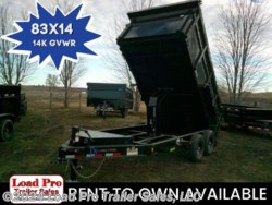 New 2024 Load Trail 83X14 Tall Sided Low Pro Dump 14K GVWR available in Clarinda, Iowa