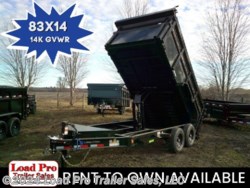 New 2024 Load Trail 83X14 Low Pro Dump Trailer 14K GVWR available in Clarinda, Iowa