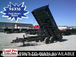 New 2024 Load Trail DZ 96X16 Deckover Dump w/ Fold Down Sides 14K GVWR available in Clarinda, Iowa