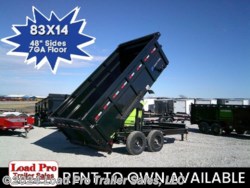 New 2024 Load Trail DL 83X14 Tall Sided 7GA Floor Dump Trailer 14K GVWR available in Clarinda, Iowa