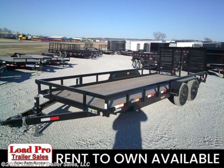 &lt;p&gt;We offer RENT TO OWN and also offer Traditional Financing with approved credit!! This Trailer is for sale at Load Pro Trailer Sales in Clarinda Iowa.&lt;/p&gt;
&lt;p&gt;&lt;strong&gt;82x20 Heavy Duty Rail Side Landscape Trailer 10K&lt;/strong&gt;&lt;/p&gt;
&lt;ul&gt;
&lt;li&gt;5&quot; x 3&quot; x 1/4&quot; Steel Angle Frame&lt;/li&gt;
&lt;li&gt;3&quot; x 2&quot; x 3/16&quot; Steel Angle Crossmembers&lt;/li&gt;
&lt;li&gt;5&quot; Steel Channel Tongue, Fully Wrapped&lt;/li&gt;
&lt;li&gt;3&quot; x 2&quot; Steel Tube Top Rail&lt;/li&gt;
&lt;li&gt;2-5/16&quot; A-Frame Posi-Lock Coupler&lt;/li&gt;
&lt;li&gt;Dual Safety Chains and Hooks&lt;/li&gt;
&lt;li&gt;7-Way RV-Style Plug&lt;/li&gt;
&lt;li&gt;Enclosed Sealed Wiring Harness&lt;/li&gt;
&lt;li&gt;7k Rated Setback, Drop Leg Jack&lt;/li&gt;
&lt;li&gt;50&quot; Tall Reinforced Spring Assist Gate (Ladder Style)&lt;/li&gt;
&lt;li&gt;Steel Formed Tread Plate Fenders&lt;/li&gt;
&lt;li&gt;Tandem Spring Brake Suspension, 9900 lb. GVWR&lt;/li&gt;
&lt;li&gt;Easy Lube Hubs&lt;/li&gt;
&lt;li&gt;ST225/75R15 &#39;D&#39; Tires&lt;/li&gt;
&lt;li&gt;15&quot; Black Steel Wheels&lt;/li&gt;
&lt;li&gt;High Gloss Powder Coat Finish&lt;/li&gt;
&lt;li&gt;2 x 8 Pressure Treated Pine Decking&lt;/li&gt;
&lt;li&gt;Welded Front Board Retainer&lt;/li&gt;
&lt;li&gt;Rear End Board Cap&lt;/li&gt;
&lt;li&gt;Stake Pockets&lt;/li&gt;
&lt;li&gt;Spare Tire Mount&lt;/li&gt;
&lt;li&gt;Full LED, DOT Compliant Lighting&lt;/li&gt;
&lt;/ul&gt;
&lt;p&gt;All prices are cash or Finance. &amp;nbsp;We offer financing through Sheffield Financial with approved credit on new trailers . We are a Licensed dealer for Load Trail, H&amp;amp;H, Cross Enclosed Cargo Trailers, CargoMate, Alcom, and M&amp;amp;W Welding trailers.&lt;/p&gt;
&lt;p&gt;We carry enclosed cargo trailers, Low pro trailers, Utility Trailer, dump trailer, Bobcat trailer, car trailer, ATV Trailers, UTV Trailers, tilt bed equipment trailers, Hydraulic dovetail trailers, Implement trailers, Car Haulers, skid loader trailer, I beam Gooseneck Trailer, Gooseneck Trailer, scissor lift trailers, slingshot trailer, farm trailers, landscape trailer, forklift trailers, Spring loaded gate trailers, Aluminum trailer, Enclosed Car Trailers, Deck over Trailers, SXS Trailer, motorcycle trailers, Race trailers, lawncare trailer, Pipe top Trailer, seed trailers, Box Trailer, tool trailers, Hay Trailers, Fuel Trailer, Self Unloading Hay Trailer, Used trailer for sale, Construction trailers, Craft Trailers, Trailer to haul my golf cart, Jeep Trailers, Aluminum cargo trailers, and Buggy Haulers. We are centrally located between Kansas City - MO - Omaha, NE and Des Moines, IA. We are close to Atlantic, IA - Red Oak, IA - Shenandoah, IA - Bradyville, IA - Maryville, MO - St Joseph, MO - Rockport, MO. We carry a large selection of parts to fit all makes and models of trailer and have a full service shop to repair all makes and models of trailers.&amp;nbsp;&lt;/p&gt;