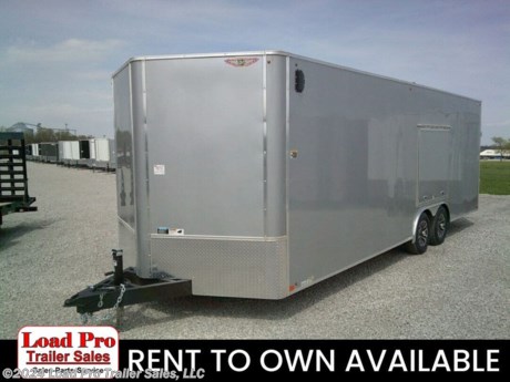 &lt;p&gt;&lt;span style=&quot;color: #363636; font-family: Hind, sans-serif; font-size: 16px;&quot;&gt;We offer RENT TO OWN and also offer Traditional Financing with approved credit !! This Trailer is for sale at Load Pro Trailer Sales in Clarinda Iowa.&amp;nbsp;&lt;/span&gt;&lt;/p&gt;
&lt;p&gt;&lt;strong&gt;&lt;span style=&quot;color: #363636; font-family: Hind, sans-serif; font-size: 16px;&quot;&gt;H&amp;amp;H 8.5X24 Enclosed Cargo Trailer&lt;/span&gt;&lt;/strong&gt;&lt;/p&gt;
&lt;ul&gt;
&lt;li&gt;&lt;span style=&quot;color: #363636; font-family: Hind, sans-serif;&quot;&gt;&lt;span style=&quot;font-size: 16px;&quot;&gt;6&quot; Steel Tube Frame&lt;/span&gt;&lt;/span&gt;&lt;/li&gt;
&lt;li&gt;&lt;span style=&quot;color: #363636; font-family: Hind, sans-serif;&quot;&gt;&lt;span style=&quot;font-size: 16px;&quot;&gt;16&quot; On-Center Formed Channel Steel Crossmembers&lt;/span&gt;&lt;/span&gt;&lt;/li&gt;
&lt;li&gt;&lt;span style=&quot;color: #363636; font-family: Hind, sans-serif;&quot;&gt;&lt;span style=&quot;font-size: 16px;&quot;&gt;6&quot; Steel Triple Tube A-Frame Tongue&lt;/span&gt;&lt;/span&gt;&lt;/li&gt;
&lt;li&gt;&lt;span style=&quot;color: #363636; font-family: Hind, sans-serif;&quot;&gt;&lt;span style=&quot;font-size: 16px;&quot;&gt;24&quot; On-Center Steel Tube Wall Uprights&lt;/span&gt;&lt;/span&gt;&lt;/li&gt;
&lt;li&gt;&lt;strong&gt;&lt;span style=&quot;color: #363636; font-family: Hind, sans-serif;&quot;&gt;&lt;span style=&quot;font-size: 16px;&quot;&gt;12&quot; Additional height&lt;/span&gt;&lt;/span&gt;&lt;/strong&gt;&lt;/li&gt;
&lt;li&gt;&lt;span style=&quot;color: #363636; font-family: Hind, sans-serif;&quot;&gt;&lt;span style=&quot;font-size: 16px;&quot;&gt;24&quot; On-Center Galvanized Steel Tube Roof Bows&lt;/span&gt;&lt;/span&gt;&lt;/li&gt;
&lt;li&gt;&lt;span style=&quot;color: #363636; font-family: Hind, sans-serif;&quot;&gt;&lt;span style=&quot;font-size: 16px;&quot;&gt;2-5/16&quot; A-Frame Posi-Lock Coupler&lt;/span&gt;&lt;/span&gt;&lt;/li&gt;
&lt;li&gt;&lt;span style=&quot;color: #363636; font-family: Hind, sans-serif;&quot;&gt;&lt;span style=&quot;font-size: 16px;&quot;&gt;Dual Safety Chains and Hooks&lt;/span&gt;&lt;/span&gt;&lt;/li&gt;
&lt;li&gt;&lt;span style=&quot;color: #363636; font-family: Hind, sans-serif;&quot;&gt;&lt;span style=&quot;font-size: 16px;&quot;&gt;7-Way RV-Style Plug&lt;/span&gt;&lt;/span&gt;&lt;/li&gt;
&lt;li&gt;&lt;span style=&quot;color: #363636; font-family: Hind, sans-serif;&quot;&gt;&lt;span style=&quot;font-size: 16px;&quot;&gt;Wiring Enclosed in Conduit&lt;/span&gt;&lt;/span&gt;&lt;/li&gt;
&lt;li&gt;&lt;strong&gt;&lt;span style=&quot;color: #363636; font-family: Hind, sans-serif;&quot;&gt;&lt;span style=&quot;font-size: 16px;&quot;&gt;7k Jack w/ Foot&amp;nbsp;&lt;/span&gt;&lt;/span&gt;&lt;/strong&gt;&lt;/li&gt;
&lt;li&gt;&lt;span style=&quot;color: #363636; font-family: Hind, sans-serif;&quot;&gt;&lt;span style=&quot;font-size: 16px;&quot;&gt;4&#39; Interior Dovetail&lt;/span&gt;&lt;/span&gt;&lt;/li&gt;
&lt;li&gt;&lt;span style=&quot;color: #363636; font-family: Hind, sans-serif;&quot;&gt;&lt;span style=&quot;font-size: 16px;&quot;&gt;36&quot; Side Door w/ RV-Style Latch&lt;/span&gt;&lt;/span&gt;&lt;/li&gt;
&lt;li&gt;&lt;strong&gt;&lt;span style=&quot;color: #363636; font-family: Hind, sans-serif;&quot;&gt;&lt;span style=&quot;font-size: 16px;&quot;&gt;Fender Door 60&quot;X48&quot;&lt;/span&gt;&lt;/span&gt;&lt;/strong&gt;&lt;/li&gt;
&lt;li&gt;&lt;span style=&quot;color: #363636; font-family: Hind, sans-serif;&quot;&gt;&lt;span style=&quot;font-size: 16px;&quot;&gt;Aluminum Door Hold-Back&lt;/span&gt;&lt;/span&gt;&lt;/li&gt;
&lt;li&gt;&lt;span style=&quot;color: #363636; font-family: Hind, sans-serif;&quot;&gt;&lt;span style=&quot;font-size: 16px;&quot;&gt;4000 lb. Rated Spring Assist Rear Ramp Door&lt;/span&gt;&lt;/span&gt;&lt;/li&gt;
&lt;li&gt;&lt;span style=&quot;color: #363636; font-family: Hind, sans-serif;&quot;&gt;&lt;span style=&quot;font-size: 16px;&quot;&gt;Aluminum Teardrop Fenders&lt;/span&gt;&lt;/span&gt;&lt;/li&gt;
&lt;li&gt;&lt;span style=&quot;color: #363636; font-family: Hind, sans-serif;&quot;&gt;&lt;span style=&quot;font-size: 16px;&quot;&gt;Tandem Drop Spring Brake Suspension&lt;/span&gt;&lt;/span&gt;&lt;/li&gt;
&lt;li&gt;&lt;span style=&quot;color: #363636; font-family: Hind, sans-serif;&quot;&gt;&lt;span style=&quot;font-size: 16px;&quot;&gt;Easy Lube Hubs&lt;/span&gt;&lt;/span&gt;&lt;/li&gt;
&lt;li&gt;&lt;strong&gt;&lt;span style=&quot;color: #363636; font-family: Hind, sans-serif;&quot;&gt;&lt;span style=&quot;font-size: 16px;&quot;&gt;Radial Tires on Black Aluminum Wheels&lt;/span&gt;&lt;/span&gt;&lt;/strong&gt;&lt;/li&gt;
&lt;li&gt;&lt;span style=&quot;color: #363636; font-family: Hind, sans-serif;&quot;&gt;&lt;span style=&quot;font-size: 16px;&quot;&gt;Weather Coated Tongue and Rear Bulkhead&lt;/span&gt;&lt;/span&gt;&lt;/li&gt;
&lt;li&gt;&lt;span style=&quot;color: #363636; font-family: Hind, sans-serif;&quot;&gt;&lt;span style=&quot;font-size: 16px;&quot;&gt;Body Fully Undercoated&lt;/span&gt;&lt;/span&gt;&lt;/li&gt;
&lt;li&gt;&lt;span style=&quot;color: #363636; font-family: Hind, sans-serif;&quot;&gt;&lt;span style=&quot;font-size: 16px;&quot;&gt;Polyethylene Vapor Barrier&lt;/span&gt;&lt;/span&gt;&lt;/li&gt;
&lt;li&gt;&lt;span style=&quot;color: #363636; font-family: Hind, sans-serif;&quot;&gt;&lt;span style=&quot;font-size: 16px;&quot;&gt;.030 Smooth Aluminum Exterior Sheeting&lt;/span&gt;&lt;/span&gt;&lt;/li&gt;
&lt;li&gt;&lt;span style=&quot;color: #363636; font-family: Hind, sans-serif;&quot;&gt;&lt;span style=&quot;font-size: 16px;&quot;&gt;Flat Roof w/ .024 Aluminum Sheeting&lt;/span&gt;&lt;/span&gt;&lt;/li&gt;
&lt;li&gt;&lt;span style=&quot;color: #363636; font-family: Hind, sans-serif;&quot;&gt;&lt;span style=&quot;font-size: 16px;&quot;&gt;24&quot; Aluminum Tread Plate Rock Guard w/ Extruded Trim&lt;/span&gt;&lt;/span&gt;&lt;/li&gt;
&lt;li&gt;&lt;span style=&quot;color: #363636; font-family: Hind, sans-serif;&quot;&gt;&lt;span style=&quot;font-size: 16px;&quot;&gt;3/8&quot; Engineered Wood Walls&lt;/span&gt;&lt;/span&gt;&lt;/li&gt;
&lt;li&gt;&lt;span style=&quot;color: #363636; font-family: Hind, sans-serif;&quot;&gt;&lt;span style=&quot;font-size: 16px;&quot;&gt;Aluminum H-Channel Wall Transitions&lt;/span&gt;&lt;/span&gt;&lt;/li&gt;
&lt;li&gt;&lt;span style=&quot;color: #363636; font-family: Hind, sans-serif;&quot;&gt;&lt;span style=&quot;font-size: 16px;&quot;&gt;3/4&quot; Engineered Wood Floor&lt;/span&gt;&lt;/span&gt;&lt;/li&gt;
&lt;li&gt;&lt;span style=&quot;color: #363636; font-family: Hind, sans-serif;&quot;&gt;&lt;span style=&quot;font-size: 16px;&quot;&gt;3/4&quot; Transition Flap&lt;/span&gt;&lt;/span&gt;&lt;/li&gt;
&lt;li&gt;&lt;strong&gt;&lt;span style=&quot;color: #363636; font-family: Hind, sans-serif;&quot;&gt;&lt;span style=&quot;font-size: 16px;&quot;&gt;Sidewall Vents&lt;/span&gt;&lt;/span&gt;&lt;/strong&gt;&lt;/li&gt;
&lt;li&gt;&lt;span style=&quot;color: #363636; font-family: Hind, sans-serif;&quot;&gt;&lt;span style=&quot;font-size: 16px;&quot;&gt;(4) Floor Mount, Non-Swivel Recessed D-Rings&lt;/span&gt;&lt;/span&gt;&lt;/li&gt;
&lt;li&gt;&lt;span style=&quot;color: #363636; font-family: Hind, sans-serif;&quot;&gt;&lt;span style=&quot;font-size: 16px;&quot;&gt;(2) 12V LED Dome Light and Switch, Wall Mounted&lt;/span&gt;&lt;/span&gt;&lt;/li&gt;
&lt;li&gt;&lt;span style=&quot;color: #363636; font-family: Hind, sans-serif;&quot;&gt;&lt;span style=&quot;font-size: 16px;&quot;&gt;Full LED, DOT Compliant Lighting&lt;/span&gt;&lt;/span&gt;&lt;/li&gt;
&lt;/ul&gt;
&lt;ul style=&quot;box-sizing: border-box; margin-top: 0px; margin-bottom: 0px; padding-left: 1.5em; list-style: none; font-size: 16px; color: #232323; font-family: Arial, &#39; Helvetica Neue&#39;, Helvetica, Arial, sans-serif;&quot;&gt;
&lt;li style=&quot;box-sizing: border-box;&quot;&gt;
&lt;p style=&quot;box-sizing: inherit; margin-top: 0px; margin-bottom: 1rem; color: #373a3c; font-family: Lato, sans-serif;&quot;&gt;&lt;span style=&quot;box-sizing: inherit; font-size: 14px; color: #222222; font-family: &#39;Maven Pro&#39;, &#39;open sans&#39;, &#39;Helvetica Neue&#39;, Helvetica, Arial, sans-serif;&quot;&gt;&lt;span style=&quot;box-sizing: inherit; font-size: 13px;&quot;&gt;All prices are cash or Finance.&amp;nbsp; We offer financing through Sheffield Financial with approved credit on new trailers . We are a&amp;nbsp;&lt;/span&gt;&lt;/span&gt;Licensed dealer for Load Trail, Cross Enclosed Cargo Trailers,and M&amp;amp;W Welding trailers.&lt;/p&gt;
&lt;/li&gt;
&lt;li style=&quot;box-sizing: border-box;&quot;&gt;
&lt;p style=&quot;box-sizing: inherit; margin-top: 0px; margin-bottom: 1rem; color: #373a3c; font-family: Lato, sans-serif;&quot;&gt;We carry&amp;nbsp;&lt;span style=&quot;box-sizing: inherit; font-size: 13px; color: #222222; font-family: &#39;Maven Pro&#39;, &#39;open sans&#39;, &#39;Helvetica Neue&#39;, Helvetica, Arial, sans-serif;&quot;&gt;enclosed cargo trailers,Low pro trailers, Utility Trailer, dump trailer, Bobcat trailer, car trailer,&amp;nbsp;&lt;/span&gt;&lt;span class=&quot;gmail-&quot; style=&quot;box-sizing: inherit; font-size: 13px; color: #222222; font-family: &#39;Maven Pro&#39;, &#39;open sans&#39;, &#39;Helvetica Neue&#39;, Helvetica, Arial, sans-serif;&quot;&gt;&lt;span class=&quot;gmail-&quot; style=&quot;box-sizing: inherit;&quot;&gt;&lt;span class=&quot;gmail-&quot; style=&quot;box-sizing: inherit;&quot;&gt;&lt;span class=&quot;gmail-&quot; style=&quot;box-sizing: inherit;&quot;&gt;&lt;span class=&quot;gmail-&quot; style=&quot;box-sizing: inherit;&quot;&gt;&lt;span class=&quot;gmail-&quot; style=&quot;box-sizing: inherit;&quot;&gt;&lt;span class=&quot;gmail-&quot; style=&quot;box-sizing: inherit;&quot;&gt;&lt;span class=&quot;gmail-nanospell-typo&quot; style=&quot;box-sizing: inherit; border: none; cursor: auto; background: url(&#39;wiggle.png&#39;) 0% 100% repeat-x;&quot;&gt;ATV&lt;/span&gt;&lt;/span&gt;&lt;/span&gt;&lt;/span&gt;&lt;/span&gt;&lt;/span&gt;&lt;/span&gt;&lt;/span&gt;&lt;span style=&quot;box-sizing: inherit; font-size: 13px; color: #222222; font-family: &#39;Maven Pro&#39;, &#39;open sans&#39;, &#39;Helvetica Neue&#39;, Helvetica, Arial, sans-serif;&quot;&gt;&amp;nbsp;Trailers,&amp;nbsp;&lt;/span&gt;&lt;span class=&quot;gmail-&quot; style=&quot;box-sizing: inherit; font-size: 13px; color: #222222; font-family: &#39;Maven Pro&#39;, &#39;open sans&#39;, &#39;Helvetica Neue&#39;, Helvetica, Arial, sans-serif;&quot;&gt;&lt;span class=&quot;gmail-&quot; style=&quot;box-sizing: inherit;&quot;&gt;&lt;span class=&quot;gmail-&quot; style=&quot;box-sizing: inherit;&quot;&gt;&lt;span class=&quot;gmail-&quot; style=&quot;box-sizing: inherit;&quot;&gt;&lt;span class=&quot;gmail-&quot; style=&quot;box-sizing: inherit;&quot;&gt;&lt;span class=&quot;gmail-&quot; style=&quot;box-sizing: inherit;&quot;&gt;&lt;span class=&quot;gmail-&quot; style=&quot;box-sizing: inherit;&quot;&gt;&lt;span class=&quot;gmail-nanospell-typo&quot; style=&quot;box-sizing: inherit; border: none; cursor: auto; background: url(&#39;wiggle.png&#39;) 0% 100% repeat-x;&quot;&gt;UTV&lt;/span&gt;&lt;/span&gt;&lt;/span&gt;&lt;/span&gt;&lt;/span&gt;&lt;/span&gt;&lt;/span&gt;&lt;/span&gt;&lt;span style=&quot;box-sizing: inherit; font-size: 13px; color: #222222; font-family: &#39;Maven Pro&#39;, &#39;open sans&#39;, &#39;Helvetica Neue&#39;, Helvetica, Arial, sans-serif;&quot;&gt;&amp;nbsp;Trailers,&amp;nbsp;&lt;/span&gt;&lt;span class=&quot;gmail-&quot; style=&quot;box-sizing: inherit; font-size: 13px; color: #222222; font-family: &#39;Maven Pro&#39;, &#39;open sans&#39;, &#39;Helvetica Neue&#39;, Helvetica, Arial, sans-serif;&quot;&gt;&lt;span class=&quot;gmail-&quot; style=&quot;box-sizing: inherit;&quot;&gt;&lt;span class=&quot;gmail-&quot; style=&quot;box-sizing: inherit;&quot;&gt;&lt;span class=&quot;gmail-&quot; style=&quot;box-sizing: inherit;&quot;&gt;&lt;span class=&quot;gmail-&quot; style=&quot;box-sizing: inherit;&quot;&gt;&lt;span class=&quot;gmail-&quot; style=&quot;box-sizing: inherit;&quot;&gt;&lt;span class=&quot;gmail-&quot; style=&quot;box-sizing: inherit;&quot;&gt;&lt;span class=&quot;gmail-nanospell-typo&quot; style=&quot;box-sizing: inherit; border: none; cursor: auto; background: url(&#39;wiggle.png&#39;) 0% 100% repeat-x;&quot;&gt;tiltbed&lt;/span&gt;&lt;/span&gt;&lt;/span&gt;&lt;/span&gt;&lt;/span&gt;&lt;/span&gt;&lt;/span&gt;&lt;/span&gt;&lt;span style=&quot;box-sizing: inherit; font-size: 13px; color: #222222; font-family: &#39;Maven Pro&#39;, &#39;open sans&#39;, &#39;Helvetica Neue&#39;, Helvetica, Arial, sans-serif;&quot;&gt;&amp;nbsp;equipment trailers, Hydraulic dovetail trailers,&lt;/span&gt;&lt;span style=&quot;box-sizing: inherit; font-size: 13px; color: #222222; font-family: &#39;Maven Pro&#39;, &#39;open sans&#39;, &#39;Helvetica Neue&#39;, Helvetica, Arial, sans-serif;&quot;&gt;Implement trailers, Car Haulers,&amp;nbsp;&lt;/span&gt;&lt;span class=&quot;gmail-&quot; style=&quot;box-sizing: inherit; font-size: 13px; color: #222222; font-family: &#39;Maven Pro&#39;, &#39;open sans&#39;, &#39;Helvetica Neue&#39;, Helvetica, Arial, sans-serif;&quot;&gt;&lt;span class=&quot;gmail-&quot; style=&quot;box-sizing: inherit;&quot;&gt;&lt;span class=&quot;gmail-&quot; style=&quot;box-sizing: inherit;&quot;&gt;&lt;span class=&quot;gmail-&quot; style=&quot;box-sizing: inherit;&quot;&gt;&lt;span class=&quot;gmail-&quot; style=&quot;box-sizing: inherit;&quot;&gt;&lt;span class=&quot;gmail-&quot; style=&quot;box-sizing: inherit;&quot;&gt;&lt;span class=&quot;gmail-&quot; style=&quot;box-sizing: inherit;&quot;&gt;&lt;span class=&quot;gmail-nanospell-typo&quot; style=&quot;box-sizing: inherit; border: none; cursor: auto; background: url(&#39;wiggle.png&#39;) 0% 100% repeat-x;&quot;&gt;skidloader&lt;/span&gt;&lt;/span&gt;&lt;/span&gt;&lt;/span&gt;&lt;/span&gt;&lt;/span&gt;&lt;/span&gt;&lt;/span&gt;&lt;span style=&quot;box-sizing: inherit; font-size: 13px; color: #222222; font-family: &#39;Maven Pro&#39;, &#39;open sans&#39;, &#39;Helvetica Neue&#39;, Helvetica, Arial, sans-serif;&quot;&gt;&amp;nbsp;trailer,I beam&amp;nbsp;&lt;/span&gt;&lt;span class=&quot;gmail-&quot; style=&quot;box-sizing: inherit; font-size: 13px; color: #222222; font-family: &#39;Maven Pro&#39;, &#39;open sans&#39;, &#39;Helvetica Neue&#39;, Helvetica, Arial, sans-serif;&quot;&gt;&lt;span class=&quot;gmail-&quot; style=&quot;box-sizing: inherit;&quot;&gt;&lt;span class=&quot;gmail-&quot; style=&quot;box-sizing: inherit;&quot;&gt;&lt;span class=&quot;gmail-&quot; style=&quot;box-sizing: inherit;&quot;&gt;&lt;span class=&quot;gmail-&quot; style=&quot;box-sizing: inherit;&quot;&gt;&lt;span class=&quot;gmail-&quot; style=&quot;box-sizing: inherit;&quot;&gt;&lt;span class=&quot;gmail-&quot; style=&quot;box-sizing: inherit;&quot;&gt;&lt;span class=&quot;gmail-nanospell-typo&quot; style=&quot;box-sizing: inherit; border: none; cursor: auto; background: url(&#39;wiggle.png&#39;) 0% 100% repeat-x;&quot;&gt;Gooseneck&lt;/span&gt;&lt;/span&gt;&lt;/span&gt;&lt;/span&gt;&lt;/span&gt;&lt;/span&gt;&lt;/span&gt;&lt;/span&gt;&lt;span style=&quot;box-sizing: inherit; font-size: 13px; color: #222222; font-family: &#39;Maven Pro&#39;, &#39;open sans&#39;, &#39;Helvetica Neue&#39;, Helvetica, Arial, sans-serif;&quot;&gt;&amp;nbsp;Trailer,&amp;nbsp;&lt;/span&gt;&lt;span class=&quot;gmail-&quot; style=&quot;box-sizing: inherit; font-size: 13px; color: #222222; font-family: &#39;Maven Pro&#39;, &#39;open sans&#39;, &#39;Helvetica Neue&#39;, Helvetica, Arial, sans-serif;&quot;&gt;&lt;span class=&quot;gmail-&quot; style=&quot;box-sizing: inherit;&quot;&gt;&lt;span class=&quot;gmail-&quot; style=&quot;box-sizing: inherit;&quot;&gt;&lt;span class=&quot;gmail-&quot; style=&quot;box-sizing: inherit;&quot;&gt;&lt;span class=&quot;gmail-&quot; style=&quot;box-sizing: inherit;&quot;&gt;&lt;span class=&quot;gmail-&quot; style=&quot;box-sizing: inherit;&quot;&gt;&lt;span class=&quot;gmail-&quot; style=&quot;box-sizing: inherit;&quot;&gt;&lt;span class=&quot;gmail-nanospell-typo&quot; style=&quot;box-sizing: inherit; border: none; cursor: auto; background: url(&#39;wiggle.png&#39;) 0% 100% repeat-x;&quot;&gt;Gooseneck&lt;/span&gt;&lt;/span&gt;&lt;/span&gt;&lt;/span&gt;&lt;/span&gt;&lt;/span&gt;&lt;/span&gt;&lt;/span&gt;&lt;span style=&quot;box-sizing: inherit; font-size: 13px; color: #222222; font-family: &#39;Maven Pro&#39;, &#39;open sans&#39;, &#39;Helvetica Neue&#39;, Helvetica, Arial, sans-serif;&quot;&gt;&amp;nbsp;Trailer, scissor lift trailers, slingshot trailer, farm trailers, landscape trailer,&lt;/span&gt;&lt;span style=&quot;box-sizing: inherit; font-size: 13px; color: #222222; font-family: &#39;Maven Pro&#39;, &#39;open sans&#39;, &#39;Helvetica Neue&#39;, Helvetica, Arial, sans-serif;&quot;&gt;forklift trailers, Spring loaded gate trailers, Aluminum trailer, Enclosed Car Trailers,&amp;nbsp;&lt;/span&gt;&lt;span class=&quot;gmail-&quot; style=&quot;box-sizing: inherit; font-size: 13px; color: #222222; font-family: &#39;Maven Pro&#39;, &#39;open sans&#39;, &#39;Helvetica Neue&#39;, Helvetica, Arial, sans-serif;&quot;&gt;&lt;span class=&quot;gmail-&quot; style=&quot;box-sizing: inherit;&quot;&gt;&lt;span class=&quot;gmail-&quot; style=&quot;box-sizing: inherit;&quot;&gt;&lt;span class=&quot;gmail-&quot; style=&quot;box-sizing: inherit;&quot;&gt;&lt;span class=&quot;gmail-&quot; style=&quot;box-sizing: inherit;&quot;&gt;&lt;span class=&quot;gmail-&quot; style=&quot;box-sizing: inherit;&quot;&gt;&lt;span class=&quot;gmail-&quot; style=&quot;box-sizing: inherit;&quot;&gt;&lt;span class=&quot;gmail-nanospell-typo&quot; style=&quot;box-sizing: inherit; border: none; cursor: auto; background: url(&#39;wiggle.png&#39;) 0% 100% repeat-x;&quot;&gt;Deckover&lt;/span&gt;&lt;/span&gt;&lt;/span&gt;&lt;/span&gt;&lt;/span&gt;&lt;/span&gt;&lt;/span&gt;&lt;/span&gt;&lt;span style=&quot;box-sizing: inherit; font-size: 13px; color: #222222; font-family: &#39;Maven Pro&#39;, &#39;open sans&#39;, &#39;Helvetica Neue&#39;, Helvetica, Arial, sans-serif;&quot;&gt;&amp;nbsp;Trailers,&amp;nbsp;&lt;/span&gt;&lt;span class=&quot;gmail-&quot; style=&quot;box-sizing: inherit; font-size: 13px; color: #222222; font-family: &#39;Maven Pro&#39;, &#39;open sans&#39;, &#39;Helvetica Neue&#39;, Helvetica, Arial, sans-serif;&quot;&gt;&lt;span class=&quot;gmail-&quot; style=&quot;box-sizing: inherit;&quot;&gt;&lt;span class=&quot;gmail-&quot; style=&quot;box-sizing: inherit;&quot;&gt;&lt;span class=&quot;gmail-&quot; style=&quot;box-sizing: inherit;&quot;&gt;&lt;span class=&quot;gmail-&quot; style=&quot;box-sizing: inherit;&quot;&gt;&lt;span class=&quot;gmail-&quot; style=&quot;box-sizing: inherit;&quot;&gt;&lt;span class=&quot;gmail-&quot; style=&quot;box-sizing: inherit;&quot;&gt;&lt;span class=&quot;gmail-nanospell-typo&quot; style=&quot;box-sizing: inherit; border: none; cursor: auto; background: url(&#39;wiggle.png&#39;) 0% 100% repeat-x;&quot;&gt;SXS&lt;/span&gt;&lt;/span&gt;&lt;/span&gt;&lt;/span&gt;&lt;/span&gt;&lt;/span&gt;&lt;/span&gt;&lt;/span&gt;&lt;span style=&quot;box-sizing: inherit; font-size: 13px; color: #222222; font-family: &#39;Maven Pro&#39;, &#39;open sans&#39;, &#39;Helvetica Neue&#39;, Helvetica, Arial, sans-serif;&quot;&gt;&amp;nbsp;Trailer, motorcycle trailers, Race trailers,&amp;nbsp;&lt;/span&gt;&lt;span class=&quot;gmail-&quot; style=&quot;box-sizing: inherit; font-size: 13px; color: #222222; font-family: &#39;Maven Pro&#39;, &#39;open sans&#39;, &#39;Helvetica Neue&#39;, Helvetica, Arial, sans-serif;&quot;&gt;&lt;span class=&quot;gmail-&quot; style=&quot;box-sizing: inherit;&quot;&gt;&lt;span class=&quot;gmail-&quot; style=&quot;box-sizing: inherit;&quot;&gt;&lt;span class=&quot;gmail-&quot; style=&quot;box-sizing: inherit;&quot;&gt;&lt;span class=&quot;gmail-&quot; style=&quot;box-sizing: inherit;&quot;&gt;&lt;span class=&quot;gmail-&quot; style=&quot;box-sizing: inherit;&quot;&gt;&lt;span class=&quot;gmail-&quot; style=&quot;box-sizing: inherit;&quot;&gt;&lt;span class=&quot;gmail-nanospell-typo&quot; style=&quot;box-sizing: inherit; border: none; cursor: auto; background: url(&#39;wiggle.png&#39;) 0% 100% repeat-x;&quot;&gt;lawncare&lt;/span&gt;&lt;/span&gt;&lt;/span&gt;&lt;/span&gt;&lt;/span&gt;&lt;/span&gt;&lt;/span&gt;&lt;/span&gt;&lt;span style=&quot;box-sizing: inherit; font-size: 13px; color: #222222; font-family: &#39;Maven Pro&#39;, &#39;open sans&#39;, &#39;Helvetica Neue&#39;, Helvetica, Arial, sans-serif;&quot;&gt;&amp;nbsp;trailer,&lt;/span&gt;&lt;span class=&quot;gmail-&quot; style=&quot;box-sizing: inherit; font-size: 13px; color: #222222; font-family: &#39;Maven Pro&#39;, &#39;open sans&#39;, &#39;Helvetica Neue&#39;, Helvetica, Arial, sans-serif;&quot;&gt;&lt;span class=&quot;gmail-&quot; style=&quot;box-sizing: inherit;&quot;&gt;&lt;span class=&quot;gmail-&quot; style=&quot;box-sizing: inherit;&quot;&gt;&lt;span class=&quot;gmail-&quot; style=&quot;box-sizing: inherit;&quot;&gt;&lt;span class=&quot;gmail-&quot; style=&quot;box-sizing: inherit;&quot;&gt;&lt;span class=&quot;gmail-&quot; style=&quot;box-sizing: inherit;&quot;&gt;&lt;span class=&quot;gmail-&quot; style=&quot;box-sizing: inherit;&quot;&gt;&lt;span class=&quot;gmail-nanospell-typo&quot; style=&quot;box-sizing: inherit; border: none; cursor: auto; background: url(&#39;wiggle.png&#39;) 0% 100% repeat-x;&quot;&gt;Pipetop&lt;/span&gt;&lt;/span&gt;&lt;/span&gt;&lt;/span&gt;&lt;/span&gt;&lt;/span&gt;&lt;/span&gt;&lt;/span&gt;&lt;span style=&quot;box-sizing: inherit; font-size: 13px; color: #222222; font-family: &#39;Maven Pro&#39;, &#39;open sans&#39;, &#39;Helvetica Neue&#39;, Helvetica, Arial, sans-serif;&quot;&gt;&amp;nbsp;Trailer, seed trailers, Box Trailer, tool trailers, Hay Trailers, Fuel Trailer, Self Unloading Hay Trailer, Used trailer for sale, Construction trailers, Craft Trailers,&amp;nbsp;&lt;/span&gt;&lt;span style=&quot;box-sizing: inherit; font-size: 13px; color: #222222; font-family: &#39;Maven Pro&#39;, &#39;open sans&#39;, &#39;Helvetica Neue&#39;, Helvetica, Arial, sans-serif;&quot;&gt;Trailer to haul my&amp;nbsp;&lt;/span&gt;&lt;span class=&quot;gmail-&quot; style=&quot;box-sizing: inherit; font-size: 13px; color: #222222; font-family: &#39;Maven Pro&#39;, &#39;open sans&#39;, &#39;Helvetica Neue&#39;, Helvetica, Arial, sans-serif;&quot;&gt;&lt;span class=&quot;gmail-&quot; style=&quot;box-sizing: inherit;&quot;&gt;&lt;span class=&quot;gmail-&quot; style=&quot;box-sizing: inherit;&quot;&gt;&lt;span class=&quot;gmail-&quot; style=&quot;box-sizing: inherit;&quot;&gt;&lt;span class=&quot;gmail-&quot; style=&quot;box-sizing: inherit;&quot;&gt;&lt;span class=&quot;gmail-&quot; style=&quot;box-sizing: inherit;&quot;&gt;&lt;span class=&quot;gmail-&quot; style=&quot;box-sizing: inherit;&quot;&gt;&lt;span class=&quot;gmail-nanospell-typo&quot; style=&quot;box-sizing: inherit; border: none; cursor: auto; background: url(&#39;wiggle.png&#39;) 0% 100% repeat-x;&quot;&gt;golfcart&lt;/span&gt;&lt;/span&gt;&lt;/span&gt;&lt;/span&gt;&lt;/span&gt;&lt;/span&gt;&lt;/span&gt;&lt;/span&gt;&lt;span style=&quot;box-sizing: inherit; font-size: 13px; color: #222222; font-family: &#39;Maven Pro&#39;, &#39;open sans&#39;, &#39;Helvetica Neue&#39;, Helvetica, Arial, sans-serif;&quot;&gt;, Jeep Trailers, Aluminum cargo trailers, and Buggy Haulers. We are centrally located between Kansas City - MO - Omaha, NE and Des&amp;nbsp;&lt;/span&gt;&lt;span class=&quot;gmail-&quot; style=&quot;box-sizing: inherit; font-size: 13px; color: #222222; font-family: &#39;Maven Pro&#39;, &#39;open sans&#39;, &#39;Helvetica Neue&#39;, Helvetica, Arial, sans-serif;&quot;&gt;&lt;span class=&quot;gmail-&quot; style=&quot;box-sizing: inherit;&quot;&gt;&lt;span class=&quot;gmail-&quot; style=&quot;box-sizing: inherit;&quot;&gt;&lt;span class=&quot;gmail-&quot; style=&quot;box-sizing: inherit;&quot;&gt;&lt;span class=&quot;gmail-&quot; style=&quot;box-sizing: inherit;&quot;&gt;&lt;span class=&quot;gmail-&quot; style=&quot;box-sizing: inherit;&quot;&gt;&lt;span class=&quot;gmail-&quot; style=&quot;box-sizing: inherit;&quot;&gt;&lt;span class=&quot;gmail-nanospell-typo&quot; style=&quot;box-sizing: inherit; border: none; cursor: auto; background: url(&#39;wiggle.png&#39;) 0% 100% repeat-x;&quot;&gt;Moines&lt;/span&gt;&lt;/span&gt;&lt;/span&gt;&lt;/span&gt;&lt;/span&gt;&lt;/span&gt;&lt;/span&gt;&lt;/span&gt;&lt;span style=&quot;box-sizing: inherit; font-size: 13px; color: #222222; font-family: &#39;Maven Pro&#39;, &#39;open sans&#39;, &#39;Helvetica Neue&#39;, Helvetica, Arial, sans-serif;&quot;&gt;, IA. We are close to Atlantic, IA - Red Oak, IA - Shenandoah, IA -&amp;nbsp;&lt;/span&gt;&lt;span class=&quot;gmail-&quot; style=&quot;box-sizing: inherit; font-size: 13px; color: #222222; font-family: &#39;Maven Pro&#39;, &#39;open sans&#39;, &#39;Helvetica Neue&#39;, Helvetica, Arial, sans-serif;&quot;&gt;&lt;span class=&quot;gmail-&quot; style=&quot;box-sizing: inherit;&quot;&gt;&lt;span class=&quot;gmail-&quot; style=&quot;box-sizing: inherit;&quot;&gt;&lt;span class=&quot;gmail-&quot; style=&quot;box-sizing: inherit;&quot;&gt;&lt;span class=&quot;gmail-&quot; style=&quot;box-sizing: inherit;&quot;&gt;&lt;span class=&quot;gmail-&quot; style=&quot;box-sizing: inherit;&quot;&gt;&lt;span class=&quot;gmail-&quot; style=&quot;box-sizing: inherit;&quot;&gt;&lt;span class=&quot;gmail-nanospell-typo&quot; style=&quot;box-sizing: inherit; border: none; cursor: auto; background: url(&#39;wiggle.png&#39;) 0% 100% repeat-x;&quot;&gt;Bradyville&lt;/span&gt;&lt;/span&gt;&lt;/span&gt;&lt;/span&gt;&lt;/span&gt;&lt;/span&gt;&lt;/span&gt;&lt;/span&gt;&lt;span style=&quot;box-sizing: inherit; font-size: 13px; color: #222222; font-family: &#39;Maven Pro&#39;, &#39;open sans&#39;, &#39;Helvetica Neue&#39;, Helvetica, Arial, sans-serif;&quot;&gt;, IA -&amp;nbsp;&lt;/span&gt;&lt;span class=&quot;gmail-&quot; style=&quot;box-sizing: inherit; font-size: 13px; color: #222222; font-family: &#39;Maven Pro&#39;, &#39;open sans&#39;, &#39;Helvetica Neue&#39;, Helvetica, Arial, sans-serif;&quot;&gt;&lt;span class=&quot;gmail-&quot; style=&quot;box-sizing: inherit;&quot;&gt;&lt;span class=&quot;gmail-&quot; style=&quot;box-sizing: inherit;&quot;&gt;&lt;span class=&quot;gmail-&quot; style=&quot;box-sizing: inherit;&quot;&gt;&lt;span class=&quot;gmail-&quot; style=&quot;box-sizing: inherit;&quot;&gt;&lt;span class=&quot;gmail-&quot; style=&quot;box-sizing: inherit;&quot;&gt;&lt;span class=&quot;gmail-&quot; style=&quot;box-sizing: inherit;&quot;&gt;&lt;span class=&quot;gmail-nanospell-typo&quot; style=&quot;box-sizing: inherit; border: none; cursor: auto; background: url(&#39;wiggle.png&#39;) 0% 100% repeat-x;&quot;&gt;Maryville&lt;/span&gt;&lt;/span&gt;&lt;/span&gt;&lt;/span&gt;&lt;/span&gt;&lt;/span&gt;&lt;/span&gt;&lt;/span&gt;&lt;span style=&quot;box-sizing: inherit; font-size: 13px; color: #222222; font-family: &#39;Maven Pro&#39;, &#39;open sans&#39;, &#39;Helvetica Neue&#39;, Helvetica, Arial, sans-serif;&quot;&gt;, MO - St Joseph, MO -&amp;nbsp;&lt;/span&gt;&lt;span class=&quot;gmail-&quot; style=&quot;box-sizing: inherit; font-size: 13px; color: #222222; font-family: &#39;Maven Pro&#39;, &#39;open sans&#39;, &#39;Helvetica Neue&#39;, Helvetica, Arial, sans-serif;&quot;&gt;&lt;span class=&quot;gmail-&quot; style=&quot;box-sizing: inherit;&quot;&gt;&lt;span class=&quot;gmail-&quot; style=&quot;box-sizing: inherit;&quot;&gt;&lt;span class=&quot;gmail-&quot; style=&quot;box-sizing: inherit;&quot;&gt;&lt;span class=&quot;gmail-&quot; style=&quot;box-sizing: inherit;&quot;&gt;&lt;span class=&quot;gmail-&quot; style=&quot;box-sizing: inherit;&quot;&gt;&lt;span class=&quot;gmail-&quot; style=&quot;box-sizing: inherit;&quot;&gt;&lt;span class=&quot;gmail-nanospell-typo&quot; style=&quot;box-sizing: inherit; border: none; cursor: auto; background: url(&#39;wiggle.png&#39;) 0% 100% repeat-x;&quot;&gt;Rockport&lt;/span&gt;&lt;/span&gt;&lt;/span&gt;&lt;/span&gt;&lt;/span&gt;&lt;/span&gt;&lt;/span&gt;&lt;/span&gt;&lt;span style=&quot;box-sizing: inherit; font-size: 13px; color: #222222; font-family: &#39;Maven Pro&#39;, &#39;open sans&#39;, &#39;Helvetica Neue&#39;, Helvetica, Arial, sans-serif;&quot;&gt;, MO. We carry a large selection of parts to fit all makes and models of trailer and have a full service shop to repair all makes and models of trailers&lt;/span&gt;&lt;/p&gt;
&lt;/li&gt;
&lt;/ul&gt;