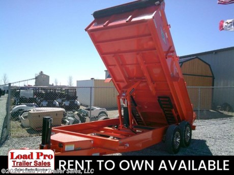 &lt;p&gt;We offer RENT TO OWN and also offer Traditional Financing with approved credit!! This Trailer is for sale at Load Pro Trailer Sales in Clarinda Iowa.&amp;nbsp;&lt;/p&gt;
&lt;p&gt;H&amp;amp;H 83X14 Dump Trailer&amp;nbsp;&lt;/p&gt;
&lt;p&gt;8&quot; Steel Channel Frame&lt;br&gt;3&quot; Steel Channel Crossmembers&lt;br&gt;6&quot; Steel Channel Tongue, Fully Wrapped&lt;br&gt;24&quot; Tall, 12-Gauge Steel Sides&lt;br&gt;2-5/16&quot; Adjustable Height Coupler&lt;br&gt;Dual Safety Chains and Hooks&lt;br&gt;7-Way RV-Style Plug&lt;br&gt;Sealed Wiring Harness&lt;br&gt;&lt;strong&gt;UPG-15k Hyd Jack&lt;br&gt;UPG-Fork Tubes W/2 D-Rings&amp;nbsp;&lt;br&gt;UPG, TIRE ALUMINUM BLACK&lt;br&gt;7GA Floor&lt;br&gt;&lt;/strong&gt;Barn Door Gate with Spreader Function&lt;br&gt;(2) 3&quot;x 6&#39; Heavy Service Ramps (Slide In)&lt;br&gt;Ramp Hook Bar&lt;br&gt;Ramp Carrier&lt;br&gt;Steel Formed Tread Plate Fenders&lt;br&gt;Tandem Slipper Spring Brake Suspension,&lt;br&gt;14000 lb. GVWR&lt;br&gt;Easy Lube Hubs&lt;br&gt;High Gloss Powder Coat Finish&lt;br&gt;Stake Pockets&lt;br&gt;D-Rings, Side Mounted&lt;br&gt;Tarp Brackets and Tarp Hooks&lt;br&gt;Lockable, Dual-Purpose Pump and Tool Box&lt;br&gt;Full LED, DOT Compliant Lighting&lt;br&gt;110V Battery Charger&lt;br&gt;12V Deep Cycle Battery&lt;br&gt;Power Up, Power Down Hydraulics (Scissor&lt;br&gt;Lift Hoist)&lt;br&gt;12V Hydraulic Pump (3000 PSI)&lt;br&gt;2-Button Corded Remote&lt;br&gt;Limited 3-Year Warranty&lt;/p&gt;
&lt;p&gt;All prices are cash or Finance. &amp;nbsp;We offer financing through Sheffield Financial with approved credit on new trailers . We are a Licensed dealer for Load Trail, H&amp;amp;H, Cross Enclosed Cargo Trailers, CargoMate, Alcom, and M&amp;amp;W Welding trailers.&lt;/p&gt;
&lt;p&gt;We carry enclosed cargo trailers, Low pro trailers, Utility Trailer, dump trailer, Bobcat trailer, car trailer, ATV Trailers, UTV Trailers, tilt bed equipment trailers, Hydraulic dovetail trailers, Implement trailers, Car Haulers, skid loader trailer, I beam Gooseneck Trailer, Gooseneck Trailer, scissor lift trailers, slingshot trailer, farm trailers, landscape trailer, forklift trailers, Spring loaded gate trailers, Aluminum trailer, Enclosed Car Trailers, Deck over Trailers, SXS Trailer, motorcycle trailers, Race trailers, lawncare trailer, Pipe top Trailer, seed trailers, Box Trailer, tool trailers, Hay Trailers, Fuel Trailer, Self Unloading Hay Trailer, Used trailer for sale, Construction trailers, Craft Trailers, Trailer to haul my golf cart, Jeep Trailers, Aluminum cargo trailers, and Buggy Haulers. We are centrally located between Kansas City - MO - Omaha, NE and Des Moines, IA. We are close to Atlantic, IA - Red Oak, IA - Shenandoah, IA - Bradyville, IA - Maryville, MO - St Joseph, MO - Rockport, MO. We carry a large selection of parts to fit all makes and models of trailer and have a full service shop to repair all makes and models of trailers.&amp;nbsp;&lt;/p&gt;