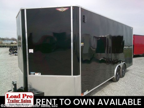 &lt;p&gt;&lt;span style=&quot;color: #363636; font-family: Hind, sans-serif; font-size: 16px;&quot;&gt;We offer RENT TO OWN and also offer Traditional Financing with approved credit !! This Trailer is for sale at Load Pro Trailer Sales in Clarinda Iowa.&amp;nbsp;&lt;/span&gt;&lt;/p&gt;
&lt;p&gt;&lt;strong&gt;&lt;span style=&quot;color: #363636; font-family: Hind, sans-serif; font-size: 16px;&quot;&gt;H&amp;amp;H 8.5X20 Enclosed Cargo Trailer&lt;/span&gt;&lt;/strong&gt;&lt;/p&gt;
&lt;ul&gt;
&lt;li&gt;&lt;span style=&quot;color: #363636; font-family: Hind, sans-serif;&quot;&gt;&lt;span style=&quot;font-size: 16px;&quot;&gt;6&quot; Steel Tube Frame&lt;/span&gt;&lt;/span&gt;&lt;/li&gt;
&lt;li&gt;&lt;span style=&quot;color: #363636; font-family: Hind, sans-serif;&quot;&gt;&lt;span style=&quot;font-size: 16px;&quot;&gt;Polished V-Nose Front&lt;/span&gt;&lt;/span&gt;&lt;/li&gt;
&lt;li&gt;&lt;span style=&quot;color: #363636; font-family: Hind, sans-serif;&quot;&gt;&lt;span style=&quot;font-size: 16px;&quot;&gt;16&quot; On-Center Formed Channel Steel Crossmembers&lt;/span&gt;&lt;/span&gt;&lt;/li&gt;
&lt;li&gt;&lt;span style=&quot;color: #363636; font-family: Hind, sans-serif;&quot;&gt;&lt;span style=&quot;font-size: 16px;&quot;&gt;6&quot; Steel Triple Tube A-Frame Tongue&lt;/span&gt;&lt;/span&gt;&lt;/li&gt;
&lt;li&gt;&lt;span style=&quot;color: #363636; font-family: Hind, sans-serif;&quot;&gt;&lt;span style=&quot;font-size: 16px;&quot;&gt;24&quot; On-Center Steel Tube Wall Uprights&lt;/span&gt;&lt;/span&gt;&lt;/li&gt;
&lt;li style=&quot;font-weight: bold;&quot;&gt;&lt;strong&gt;&lt;span style=&quot;color: #363636; font-family: Hind, sans-serif;&quot;&gt;&lt;span style=&quot;font-size: 16px;&quot;&gt;12&quot; Additional height&lt;/span&gt;&lt;/span&gt;&lt;/strong&gt;&lt;/li&gt;
&lt;li&gt;&lt;span style=&quot;color: #363636; font-family: Hind, sans-serif;&quot;&gt;&lt;span style=&quot;font-size: 16px;&quot;&gt;24&quot; On-Center Galvanized Steel Tube Roof Bows&lt;/span&gt;&lt;/span&gt;&lt;/li&gt;
&lt;li&gt;&lt;span style=&quot;color: #363636; font-family: Hind, sans-serif;&quot;&gt;&lt;span style=&quot;font-size: 16px;&quot;&gt;2-5/16&quot; A-Frame Posi-Lock Coupler&lt;/span&gt;&lt;/span&gt;&lt;/li&gt;
&lt;li&gt;&lt;span style=&quot;color: #363636; font-family: Hind, sans-serif;&quot;&gt;&lt;span style=&quot;font-size: 16px;&quot;&gt;Dual Safety Chains and Hooks&lt;/span&gt;&lt;/span&gt;&lt;/li&gt;
&lt;li&gt;&lt;span style=&quot;color: #363636; font-family: Hind, sans-serif;&quot;&gt;&lt;span style=&quot;font-size: 16px;&quot;&gt;7-Way RV-Style Plug&lt;/span&gt;&lt;/span&gt;&lt;/li&gt;
&lt;li&gt;&lt;span style=&quot;color: #363636; font-family: Hind, sans-serif;&quot;&gt;&lt;span style=&quot;font-size: 16px;&quot;&gt;Wiring Enclosed in Conduit&lt;/span&gt;&lt;/span&gt;&lt;/li&gt;
&lt;li style=&quot;font-weight: bold;&quot;&gt;&lt;strong&gt;&lt;span style=&quot;color: #363636; font-family: Hind, sans-serif;&quot;&gt;&lt;span style=&quot;font-size: 16px;&quot;&gt;7k Jack w/ Foot&amp;nbsp;&lt;/span&gt;&lt;/span&gt;&lt;/strong&gt;&lt;/li&gt;
&lt;li&gt;&lt;span style=&quot;color: #363636; font-family: Hind, sans-serif;&quot;&gt;&lt;span style=&quot;font-size: 16px;&quot;&gt;4&#39; Interior Dovetail&lt;/span&gt;&lt;/span&gt;&lt;/li&gt;
&lt;li&gt;&lt;span style=&quot;color: #363636; font-family: Hind, sans-serif;&quot;&gt;&lt;span style=&quot;font-size: 16px;&quot;&gt;36&quot; Side Door w/ RV-Style Latch&lt;/span&gt;&lt;/span&gt;&lt;/li&gt;
&lt;li&gt;&lt;span style=&quot;color: #363636; font-family: Hind, sans-serif;&quot;&gt;&lt;span style=&quot;font-size: 16px;&quot;&gt;Aluminum Door Hold-Back&lt;/span&gt;&lt;/span&gt;&lt;/li&gt;
&lt;li&gt;&lt;span style=&quot;color: #363636; font-family: Hind, sans-serif;&quot;&gt;&lt;span style=&quot;font-size: 16px;&quot;&gt;4000 lb. Rated Spring Assist Rear Ramp Door&lt;/span&gt;&lt;/span&gt;&lt;/li&gt;
&lt;li&gt;&lt;span style=&quot;color: #363636; font-family: Hind, sans-serif;&quot;&gt;&lt;span style=&quot;font-size: 16px;&quot;&gt;Aluminum Teardrop Fenders&lt;/span&gt;&lt;/span&gt;&lt;/li&gt;
&lt;li&gt;&lt;span style=&quot;color: #363636; font-family: Hind, sans-serif;&quot;&gt;&lt;span style=&quot;font-size: 16px;&quot;&gt;Tandem Drop Spring Brake Suspension&lt;/span&gt;&lt;/span&gt;&lt;/li&gt;
&lt;li&gt;&lt;span style=&quot;color: #363636; font-family: Hind, sans-serif;&quot;&gt;&lt;span style=&quot;font-size: 16px;&quot;&gt;Easy Lube Hubs&lt;/span&gt;&lt;/span&gt;&lt;/li&gt;
&lt;li style=&quot;font-weight: bold;&quot;&gt;&lt;strong&gt;&lt;span style=&quot;color: #363636; font-family: Hind, sans-serif;&quot;&gt;&lt;span style=&quot;font-size: 16px;&quot;&gt;Radial Tires on Black Steel Wheels&lt;/span&gt;&lt;/span&gt;&lt;/strong&gt;&lt;/li&gt;
&lt;li&gt;&lt;span style=&quot;color: #363636; font-family: Hind, sans-serif;&quot;&gt;&lt;span style=&quot;font-size: 16px;&quot;&gt;Weather Coated Tongue and Rear Bulkhead&lt;/span&gt;&lt;/span&gt;&lt;/li&gt;
&lt;li&gt;&lt;span style=&quot;color: #363636; font-family: Hind, sans-serif;&quot;&gt;&lt;span style=&quot;font-size: 16px;&quot;&gt;Body Fully Undercoated&lt;/span&gt;&lt;/span&gt;&lt;/li&gt;
&lt;li&gt;&lt;span style=&quot;color: #363636; font-family: Hind, sans-serif;&quot;&gt;&lt;span style=&quot;font-size: 16px;&quot;&gt;Polyethylene Vapor Barrier&lt;/span&gt;&lt;/span&gt;&lt;/li&gt;
&lt;li&gt;&lt;span style=&quot;color: #363636; font-family: Hind, sans-serif;&quot;&gt;&lt;span style=&quot;font-size: 16px;&quot;&gt;.030 Smooth Aluminum Exterior Sheeting&lt;/span&gt;&lt;/span&gt;&lt;/li&gt;
&lt;li&gt;&lt;span style=&quot;color: #363636; font-family: Hind, sans-serif;&quot;&gt;&lt;span style=&quot;font-size: 16px;&quot;&gt;Flat Roof w/ .024 Aluminum Sheeting&lt;/span&gt;&lt;/span&gt;&lt;/li&gt;
&lt;li&gt;&lt;span style=&quot;color: #363636; font-family: Hind, sans-serif;&quot;&gt;&lt;span style=&quot;font-size: 16px;&quot;&gt;24&quot; Aluminum Tread Plate Rock Guard w/ Extruded Trim&lt;/span&gt;&lt;/span&gt;&lt;/li&gt;
&lt;li&gt;&lt;span style=&quot;color: #363636; font-family: Hind, sans-serif;&quot;&gt;&lt;span style=&quot;font-size: 16px;&quot;&gt;3/8&quot; Engineered Wood Walls&lt;/span&gt;&lt;/span&gt;&lt;/li&gt;
&lt;li&gt;&lt;span style=&quot;color: #363636; font-family: Hind, sans-serif;&quot;&gt;&lt;span style=&quot;font-size: 16px;&quot;&gt;Aluminum H-Channel Wall Transitions&lt;/span&gt;&lt;/span&gt;&lt;/li&gt;
&lt;li&gt;&lt;span style=&quot;color: #363636; font-family: Hind, sans-serif;&quot;&gt;&lt;span style=&quot;font-size: 16px;&quot;&gt;3/4&quot; Engineered Wood Floor&lt;/span&gt;&lt;/span&gt;&lt;/li&gt;
&lt;li&gt;&lt;span style=&quot;color: #363636; font-family: Hind, sans-serif;&quot;&gt;&lt;span style=&quot;font-size: 16px;&quot;&gt;3/4&quot; Transition Flap&lt;/span&gt;&lt;/span&gt;&lt;/li&gt;
&lt;li&gt;&lt;span style=&quot;color: #363636; font-family: Hind, sans-serif;&quot;&gt;&lt;span style=&quot;font-size: 16px;&quot;&gt;Sidewall Vents&lt;/span&gt;&lt;/span&gt;&lt;/li&gt;
&lt;li&gt;&lt;span style=&quot;color: #363636; font-family: Hind, sans-serif;&quot;&gt;&lt;span style=&quot;font-size: 16px;&quot;&gt;(4) Floor Mount, Non-Swivel Recessed D-Rings&lt;/span&gt;&lt;/span&gt;&lt;/li&gt;
&lt;li&gt;&lt;span style=&quot;color: #363636; font-family: Hind, sans-serif;&quot;&gt;&lt;span style=&quot;font-size: 16px;&quot;&gt;(2) 12V LED Dome Light and Switch, Wall Mounted&lt;/span&gt;&lt;/span&gt;&lt;/li&gt;
&lt;li&gt;&lt;span style=&quot;color: #363636; font-family: Hind, sans-serif;&quot;&gt;&lt;span style=&quot;font-size: 16px;&quot;&gt;Full LED, DOT Compliant Lighting&lt;/span&gt;&lt;/span&gt;&lt;/li&gt;
&lt;/ul&gt;
&lt;ul style=&quot;box-sizing: border-box; margin-top: 0px; margin-bottom: 0px; padding-left: 1.5em; list-style: none; font-size: 16px; color: #232323; font-family: Arial, &#39; Helvetica Neue&#39;, Helvetica, Arial, sans-serif;&quot;&gt;
&lt;li style=&quot;box-sizing: border-box;&quot;&gt;
&lt;p style=&quot;box-sizing: inherit; margin-top: 0px; margin-bottom: 1rem; color: #373a3c; font-family: Lato, sans-serif;&quot;&gt;&lt;span style=&quot;box-sizing: inherit; font-size: 14px; color: #222222; font-family: &#39;Maven Pro&#39;, &#39;open sans&#39;, &#39;Helvetica Neue&#39;, Helvetica, Arial, sans-serif;&quot;&gt;&lt;span style=&quot;box-sizing: inherit; font-size: 13px;&quot;&gt;All prices are cash or Finance.&amp;nbsp; We offer financing through Sheffield Financial with approved credit on new trailers . We are a&amp;nbsp;&lt;/span&gt;&lt;/span&gt;Licensed dealer for Load Trail, Cross Enclosed Cargo Trailers,and M&amp;amp;W Welding trailers.&lt;/p&gt;
&lt;/li&gt;
&lt;li style=&quot;box-sizing: border-box;&quot;&gt;
&lt;p style=&quot;box-sizing: inherit; margin-top: 0px; margin-bottom: 1rem; color: #373a3c; font-family: Lato, sans-serif;&quot;&gt;We carry&amp;nbsp;&lt;span style=&quot;box-sizing: inherit; font-size: 13px; color: #222222; font-family: &#39;Maven Pro&#39;, &#39;open sans&#39;, &#39;Helvetica Neue&#39;, Helvetica, Arial, sans-serif;&quot;&gt;enclosed cargo trailers,Low pro trailers, Utility Trailer, dump trailer, Bobcat trailer, car trailer,&amp;nbsp;&lt;/span&gt;&lt;span class=&quot;gmail-&quot; style=&quot;box-sizing: inherit; font-size: 13px; color: #222222; font-family: &#39;Maven Pro&#39;, &#39;open sans&#39;, &#39;Helvetica Neue&#39;, Helvetica, Arial, sans-serif;&quot;&gt;&lt;span class=&quot;gmail-&quot; style=&quot;box-sizing: inherit;&quot;&gt;&lt;span class=&quot;gmail-&quot; style=&quot;box-sizing: inherit;&quot;&gt;&lt;span class=&quot;gmail-&quot; style=&quot;box-sizing: inherit;&quot;&gt;&lt;span class=&quot;gmail-&quot; style=&quot;box-sizing: inherit;&quot;&gt;&lt;span class=&quot;gmail-&quot; style=&quot;box-sizing: inherit;&quot;&gt;&lt;span class=&quot;gmail-&quot; style=&quot;box-sizing: inherit;&quot;&gt;&lt;span class=&quot;gmail-nanospell-typo&quot; style=&quot;box-sizing: inherit; border: none; cursor: auto; background: url(&#39;wiggle.png&#39;) 0% 100% repeat-x;&quot;&gt;ATV&lt;/span&gt;&lt;/span&gt;&lt;/span&gt;&lt;/span&gt;&lt;/span&gt;&lt;/span&gt;&lt;/span&gt;&lt;/span&gt;&lt;span style=&quot;box-sizing: inherit; font-size: 13px; color: #222222; font-family: &#39;Maven Pro&#39;, &#39;open sans&#39;, &#39;Helvetica Neue&#39;, Helvetica, Arial, sans-serif;&quot;&gt;&amp;nbsp;Trailers,&amp;nbsp;&lt;/span&gt;&lt;span class=&quot;gmail-&quot; style=&quot;box-sizing: inherit; font-size: 13px; color: #222222; font-family: &#39;Maven Pro&#39;, &#39;open sans&#39;, &#39;Helvetica Neue&#39;, Helvetica, Arial, sans-serif;&quot;&gt;&lt;span class=&quot;gmail-&quot; style=&quot;box-sizing: inherit;&quot;&gt;&lt;span class=&quot;gmail-&quot; style=&quot;box-sizing: inherit;&quot;&gt;&lt;span class=&quot;gmail-&quot; style=&quot;box-sizing: inherit;&quot;&gt;&lt;span class=&quot;gmail-&quot; style=&quot;box-sizing: inherit;&quot;&gt;&lt;span class=&quot;gmail-&quot; style=&quot;box-sizing: inherit;&quot;&gt;&lt;span class=&quot;gmail-&quot; style=&quot;box-sizing: inherit;&quot;&gt;&lt;span class=&quot;gmail-nanospell-typo&quot; style=&quot;box-sizing: inherit; border: none; cursor: auto; background: url(&#39;wiggle.png&#39;) 0% 100% repeat-x;&quot;&gt;UTV&lt;/span&gt;&lt;/span&gt;&lt;/span&gt;&lt;/span&gt;&lt;/span&gt;&lt;/span&gt;&lt;/span&gt;&lt;/span&gt;&lt;span style=&quot;box-sizing: inherit; font-size: 13px; color: #222222; font-family: &#39;Maven Pro&#39;, &#39;open sans&#39;, &#39;Helvetica Neue&#39;, Helvetica, Arial, sans-serif;&quot;&gt;&amp;nbsp;Trailers,&amp;nbsp;&lt;/span&gt;&lt;span class=&quot;gmail-&quot; style=&quot;box-sizing: inherit; font-size: 13px; color: #222222; font-family: &#39;Maven Pro&#39;, &#39;open sans&#39;, &#39;Helvetica Neue&#39;, Helvetica, Arial, sans-serif;&quot;&gt;&lt;span class=&quot;gmail-&quot; style=&quot;box-sizing: inherit;&quot;&gt;&lt;span class=&quot;gmail-&quot; style=&quot;box-sizing: inherit;&quot;&gt;&lt;span class=&quot;gmail-&quot; style=&quot;box-sizing: inherit;&quot;&gt;&lt;span class=&quot;gmail-&quot; style=&quot;box-sizing: inherit;&quot;&gt;&lt;span class=&quot;gmail-&quot; style=&quot;box-sizing: inherit;&quot;&gt;&lt;span class=&quot;gmail-&quot; style=&quot;box-sizing: inherit;&quot;&gt;&lt;span class=&quot;gmail-nanospell-typo&quot; style=&quot;box-sizing: inherit; border: none; cursor: auto; background: url(&#39;wiggle.png&#39;) 0% 100% repeat-x;&quot;&gt;tiltbed&lt;/span&gt;&lt;/span&gt;&lt;/span&gt;&lt;/span&gt;&lt;/span&gt;&lt;/span&gt;&lt;/span&gt;&lt;/span&gt;&lt;span style=&quot;box-sizing: inherit; font-size: 13px; color: #222222; font-family: &#39;Maven Pro&#39;, &#39;open sans&#39;, &#39;Helvetica Neue&#39;, Helvetica, Arial, sans-serif;&quot;&gt;&amp;nbsp;equipment trailers, Hydraulic dovetail trailers,&lt;/span&gt;&lt;span style=&quot;box-sizing: inherit; font-size: 13px; color: #222222; font-family: &#39;Maven Pro&#39;, &#39;open sans&#39;, &#39;Helvetica Neue&#39;, Helvetica, Arial, sans-serif;&quot;&gt;Implement trailers, Car Haulers,&amp;nbsp;&lt;/span&gt;&lt;span class=&quot;gmail-&quot; style=&quot;box-sizing: inherit; font-size: 13px; color: #222222; font-family: &#39;Maven Pro&#39;, &#39;open sans&#39;, &#39;Helvetica Neue&#39;, Helvetica, Arial, sans-serif;&quot;&gt;&lt;span class=&quot;gmail-&quot; style=&quot;box-sizing: inherit;&quot;&gt;&lt;span class=&quot;gmail-&quot; style=&quot;box-sizing: inherit;&quot;&gt;&lt;span class=&quot;gmail-&quot; style=&quot;box-sizing: inherit;&quot;&gt;&lt;span class=&quot;gmail-&quot; style=&quot;box-sizing: inherit;&quot;&gt;&lt;span class=&quot;gmail-&quot; style=&quot;box-sizing: inherit;&quot;&gt;&lt;span class=&quot;gmail-&quot; style=&quot;box-sizing: inherit;&quot;&gt;&lt;span class=&quot;gmail-nanospell-typo&quot; style=&quot;box-sizing: inherit; border: none; cursor: auto; background: url(&#39;wiggle.png&#39;) 0% 100% repeat-x;&quot;&gt;skidloader&lt;/span&gt;&lt;/span&gt;&lt;/span&gt;&lt;/span&gt;&lt;/span&gt;&lt;/span&gt;&lt;/span&gt;&lt;/span&gt;&lt;span style=&quot;box-sizing: inherit; font-size: 13px; color: #222222; font-family: &#39;Maven Pro&#39;, &#39;open sans&#39;, &#39;Helvetica Neue&#39;, Helvetica, Arial, sans-serif;&quot;&gt;&amp;nbsp;trailer,I beam&amp;nbsp;&lt;/span&gt;&lt;span class=&quot;gmail-&quot; style=&quot;box-sizing: inherit; font-size: 13px; color: #222222; font-family: &#39;Maven Pro&#39;, &#39;open sans&#39;, &#39;Helvetica Neue&#39;, Helvetica, Arial, sans-serif;&quot;&gt;&lt;span class=&quot;gmail-&quot; style=&quot;box-sizing: inherit;&quot;&gt;&lt;span class=&quot;gmail-&quot; style=&quot;box-sizing: inherit;&quot;&gt;&lt;span class=&quot;gmail-&quot; style=&quot;box-sizing: inherit;&quot;&gt;&lt;span class=&quot;gmail-&quot; style=&quot;box-sizing: inherit;&quot;&gt;&lt;span class=&quot;gmail-&quot; style=&quot;box-sizing: inherit;&quot;&gt;&lt;span class=&quot;gmail-&quot; style=&quot;box-sizing: inherit;&quot;&gt;&lt;span class=&quot;gmail-nanospell-typo&quot; style=&quot;box-sizing: inherit; border: none; cursor: auto; background: url(&#39;wiggle.png&#39;) 0% 100% repeat-x;&quot;&gt;Gooseneck&lt;/span&gt;&lt;/span&gt;&lt;/span&gt;&lt;/span&gt;&lt;/span&gt;&lt;/span&gt;&lt;/span&gt;&lt;/span&gt;&lt;span style=&quot;box-sizing: inherit; font-size: 13px; color: #222222; font-family: &#39;Maven Pro&#39;, &#39;open sans&#39;, &#39;Helvetica Neue&#39;, Helvetica, Arial, sans-serif;&quot;&gt;&amp;nbsp;Trailer,&amp;nbsp;&lt;/span&gt;&lt;span class=&quot;gmail-&quot; style=&quot;box-sizing: inherit; font-size: 13px; color: #222222; font-family: &#39;Maven Pro&#39;, &#39;open sans&#39;, &#39;Helvetica Neue&#39;, Helvetica, Arial, sans-serif;&quot;&gt;&lt;span class=&quot;gmail-&quot; style=&quot;box-sizing: inherit;&quot;&gt;&lt;span class=&quot;gmail-&quot; style=&quot;box-sizing: inherit;&quot;&gt;&lt;span class=&quot;gmail-&quot; style=&quot;box-sizing: inherit;&quot;&gt;&lt;span class=&quot;gmail-&quot; style=&quot;box-sizing: inherit;&quot;&gt;&lt;span class=&quot;gmail-&quot; style=&quot;box-sizing: inherit;&quot;&gt;&lt;span class=&quot;gmail-&quot; style=&quot;box-sizing: inherit;&quot;&gt;&lt;span class=&quot;gmail-nanospell-typo&quot; style=&quot;box-sizing: inherit; border: none; cursor: auto; background: url(&#39;wiggle.png&#39;) 0% 100% repeat-x;&quot;&gt;Gooseneck&lt;/span&gt;&lt;/span&gt;&lt;/span&gt;&lt;/span&gt;&lt;/span&gt;&lt;/span&gt;&lt;/span&gt;&lt;/span&gt;&lt;span style=&quot;box-sizing: inherit; font-size: 13px; color: #222222; font-family: &#39;Maven Pro&#39;, &#39;open sans&#39;, &#39;Helvetica Neue&#39;, Helvetica, Arial, sans-serif;&quot;&gt;&amp;nbsp;Trailer, scissor lift trailers, slingshot trailer, farm trailers, landscape trailer,&lt;/span&gt;&lt;span style=&quot;box-sizing: inherit; font-size: 13px; color: #222222; font-family: &#39;Maven Pro&#39;, &#39;open sans&#39;, &#39;Helvetica Neue&#39;, Helvetica, Arial, sans-serif;&quot;&gt;forklift trailers, Spring loaded gate trailers, Aluminum trailer, Enclosed Car Trailers,&amp;nbsp;&lt;/span&gt;&lt;span class=&quot;gmail-&quot; style=&quot;box-sizing: inherit; font-size: 13px; color: #222222; font-family: &#39;Maven Pro&#39;, &#39;open sans&#39;, &#39;Helvetica Neue&#39;, Helvetica, Arial, sans-serif;&quot;&gt;&lt;span class=&quot;gmail-&quot; style=&quot;box-sizing: inherit;&quot;&gt;&lt;span class=&quot;gmail-&quot; style=&quot;box-sizing: inherit;&quot;&gt;&lt;span class=&quot;gmail-&quot; style=&quot;box-sizing: inherit;&quot;&gt;&lt;span class=&quot;gmail-&quot; style=&quot;box-sizing: inherit;&quot;&gt;&lt;span class=&quot;gmail-&quot; style=&quot;box-sizing: inherit;&quot;&gt;&lt;span class=&quot;gmail-&quot; style=&quot;box-sizing: inherit;&quot;&gt;&lt;span class=&quot;gmail-nanospell-typo&quot; style=&quot;box-sizing: inherit; border: none; cursor: auto; background: url(&#39;wiggle.png&#39;) 0% 100% repeat-x;&quot;&gt;Deckover&lt;/span&gt;&lt;/span&gt;&lt;/span&gt;&lt;/span&gt;&lt;/span&gt;&lt;/span&gt;&lt;/span&gt;&lt;/span&gt;&lt;span style=&quot;box-sizing: inherit; font-size: 13px; color: #222222; font-family: &#39;Maven Pro&#39;, &#39;open sans&#39;, &#39;Helvetica Neue&#39;, Helvetica, Arial, sans-serif;&quot;&gt;&amp;nbsp;Trailers,&amp;nbsp;&lt;/span&gt;&lt;span class=&quot;gmail-&quot; style=&quot;box-sizing: inherit; font-size: 13px; color: #222222; font-family: &#39;Maven Pro&#39;, &#39;open sans&#39;, &#39;Helvetica Neue&#39;, Helvetica, Arial, sans-serif;&quot;&gt;&lt;span class=&quot;gmail-&quot; style=&quot;box-sizing: inherit;&quot;&gt;&lt;span class=&quot;gmail-&quot; style=&quot;box-sizing: inherit;&quot;&gt;&lt;span class=&quot;gmail-&quot; style=&quot;box-sizing: inherit;&quot;&gt;&lt;span class=&quot;gmail-&quot; style=&quot;box-sizing: inherit;&quot;&gt;&lt;span class=&quot;gmail-&quot; style=&quot;box-sizing: inherit;&quot;&gt;&lt;span class=&quot;gmail-&quot; style=&quot;box-sizing: inherit;&quot;&gt;&lt;span class=&quot;gmail-nanospell-typo&quot; style=&quot;box-sizing: inherit; border: none; cursor: auto; background: url(&#39;wiggle.png&#39;) 0% 100% repeat-x;&quot;&gt;SXS&lt;/span&gt;&lt;/span&gt;&lt;/span&gt;&lt;/span&gt;&lt;/span&gt;&lt;/span&gt;&lt;/span&gt;&lt;/span&gt;&lt;span style=&quot;box-sizing: inherit; font-size: 13px; color: #222222; font-family: &#39;Maven Pro&#39;, &#39;open sans&#39;, &#39;Helvetica Neue&#39;, Helvetica, Arial, sans-serif;&quot;&gt;&amp;nbsp;Trailer, motorcycle trailers, Race trailers,&amp;nbsp;&lt;/span&gt;&lt;span class=&quot;gmail-&quot; style=&quot;box-sizing: inherit; font-size: 13px; color: #222222; font-family: &#39;Maven Pro&#39;, &#39;open sans&#39;, &#39;Helvetica Neue&#39;, Helvetica, Arial, sans-serif;&quot;&gt;&lt;span class=&quot;gmail-&quot; style=&quot;box-sizing: inherit;&quot;&gt;&lt;span class=&quot;gmail-&quot; style=&quot;box-sizing: inherit;&quot;&gt;&lt;span class=&quot;gmail-&quot; style=&quot;box-sizing: inherit;&quot;&gt;&lt;span class=&quot;gmail-&quot; style=&quot;box-sizing: inherit;&quot;&gt;&lt;span class=&quot;gmail-&quot; style=&quot;box-sizing: inherit;&quot;&gt;&lt;span class=&quot;gmail-&quot; style=&quot;box-sizing: inherit;&quot;&gt;&lt;span class=&quot;gmail-nanospell-typo&quot; style=&quot;box-sizing: inherit; border: none; cursor: auto; background: url(&#39;wiggle.png&#39;) 0% 100% repeat-x;&quot;&gt;lawncare&lt;/span&gt;&lt;/span&gt;&lt;/span&gt;&lt;/span&gt;&lt;/span&gt;&lt;/span&gt;&lt;/span&gt;&lt;/span&gt;&lt;span style=&quot;box-sizing: inherit; font-size: 13px; color: #222222; font-family: &#39;Maven Pro&#39;, &#39;open sans&#39;, &#39;Helvetica Neue&#39;, Helvetica, Arial, sans-serif;&quot;&gt;&amp;nbsp;trailer,&lt;/span&gt;&lt;span class=&quot;gmail-&quot; style=&quot;box-sizing: inherit; font-size: 13px; color: #222222; font-family: &#39;Maven Pro&#39;, &#39;open sans&#39;, &#39;Helvetica Neue&#39;, Helvetica, Arial, sans-serif;&quot;&gt;&lt;span class=&quot;gmail-&quot; style=&quot;box-sizing: inherit;&quot;&gt;&lt;span class=&quot;gmail-&quot; style=&quot;box-sizing: inherit;&quot;&gt;&lt;span class=&quot;gmail-&quot; style=&quot;box-sizing: inherit;&quot;&gt;&lt;span class=&quot;gmail-&quot; style=&quot;box-sizing: inherit;&quot;&gt;&lt;span class=&quot;gmail-&quot; style=&quot;box-sizing: inherit;&quot;&gt;&lt;span class=&quot;gmail-&quot; style=&quot;box-sizing: inherit;&quot;&gt;&lt;span class=&quot;gmail-nanospell-typo&quot; style=&quot;box-sizing: inherit; border: none; cursor: auto; background: url(&#39;wiggle.png&#39;) 0% 100% repeat-x;&quot;&gt;Pipetop&lt;/span&gt;&lt;/span&gt;&lt;/span&gt;&lt;/span&gt;&lt;/span&gt;&lt;/span&gt;&lt;/span&gt;&lt;/span&gt;&lt;span style=&quot;box-sizing: inherit; font-size: 13px; color: #222222; font-family: &#39;Maven Pro&#39;, &#39;open sans&#39;, &#39;Helvetica Neue&#39;, Helvetica, Arial, sans-serif;&quot;&gt;&amp;nbsp;Trailer, seed trailers, Box Trailer, tool trailers, Hay Trailers, Fuel Trailer, Self Unloading Hay Trailer, Used trailer for sale, Construction trailers, Craft Trailers,&amp;nbsp;&lt;/span&gt;&lt;span style=&quot;box-sizing: inherit; font-size: 13px; color: #222222; font-family: &#39;Maven Pro&#39;, &#39;open sans&#39;, &#39;Helvetica Neue&#39;, Helvetica, Arial, sans-serif;&quot;&gt;Trailer to haul my&amp;nbsp;&lt;/span&gt;&lt;span class=&quot;gmail-&quot; style=&quot;box-sizing: inherit; font-size: 13px; color: #222222; font-family: &#39;Maven Pro&#39;, &#39;open sans&#39;, &#39;Helvetica Neue&#39;, Helvetica, Arial, sans-serif;&quot;&gt;&lt;span class=&quot;gmail-&quot; style=&quot;box-sizing: inherit;&quot;&gt;&lt;span class=&quot;gmail-&quot; style=&quot;box-sizing: inherit;&quot;&gt;&lt;span class=&quot;gmail-&quot; style=&quot;box-sizing: inherit;&quot;&gt;&lt;span class=&quot;gmail-&quot; style=&quot;box-sizing: inherit;&quot;&gt;&lt;span class=&quot;gmail-&quot; style=&quot;box-sizing: inherit;&quot;&gt;&lt;span class=&quot;gmail-&quot; style=&quot;box-sizing: inherit;&quot;&gt;&lt;span class=&quot;gmail-nanospell-typo&quot; style=&quot;box-sizing: inherit; border: none; cursor: auto; background: url(&#39;wiggle.png&#39;) 0% 100% repeat-x;&quot;&gt;golfcart&lt;/span&gt;&lt;/span&gt;&lt;/span&gt;&lt;/span&gt;&lt;/span&gt;&lt;/span&gt;&lt;/span&gt;&lt;/span&gt;&lt;span style=&quot;box-sizing: inherit; font-size: 13px; color: #222222; font-family: &#39;Maven Pro&#39;, &#39;open sans&#39;, &#39;Helvetica Neue&#39;, Helvetica, Arial, sans-serif;&quot;&gt;, Jeep Trailers, Aluminum cargo trailers, and Buggy Haulers. We are centrally located between Kansas City - MO - Omaha, NE and Des&amp;nbsp;&lt;/span&gt;&lt;span class=&quot;gmail-&quot; style=&quot;box-sizing: inherit; font-size: 13px; color: #222222; font-family: &#39;Maven Pro&#39;, &#39;open sans&#39;, &#39;Helvetica Neue&#39;, Helvetica, Arial, sans-serif;&quot;&gt;&lt;span class=&quot;gmail-&quot; style=&quot;box-sizing: inherit;&quot;&gt;&lt;span class=&quot;gmail-&quot; style=&quot;box-sizing: inherit;&quot;&gt;&lt;span class=&quot;gmail-&quot; style=&quot;box-sizing: inherit;&quot;&gt;&lt;span class=&quot;gmail-&quot; style=&quot;box-sizing: inherit;&quot;&gt;&lt;span class=&quot;gmail-&quot; style=&quot;box-sizing: inherit;&quot;&gt;&lt;span class=&quot;gmail-&quot; style=&quot;box-sizing: inherit;&quot;&gt;&lt;span class=&quot;gmail-nanospell-typo&quot; style=&quot;box-sizing: inherit; border: none; cursor: auto; background: url(&#39;wiggle.png&#39;) 0% 100% repeat-x;&quot;&gt;Moines&lt;/span&gt;&lt;/span&gt;&lt;/span&gt;&lt;/span&gt;&lt;/span&gt;&lt;/span&gt;&lt;/span&gt;&lt;/span&gt;&lt;span style=&quot;box-sizing: inherit; font-size: 13px; color: #222222; font-family: &#39;Maven Pro&#39;, &#39;open sans&#39;, &#39;Helvetica Neue&#39;, Helvetica, Arial, sans-serif;&quot;&gt;, IA. We are close to Atlantic, IA - Red Oak, IA - Shenandoah, IA -&amp;nbsp;&lt;/span&gt;&lt;span class=&quot;gmail-&quot; style=&quot;box-sizing: inherit; font-size: 13px; color: #222222; font-family: &#39;Maven Pro&#39;, &#39;open sans&#39;, &#39;Helvetica Neue&#39;, Helvetica, Arial, sans-serif;&quot;&gt;&lt;span class=&quot;gmail-&quot; style=&quot;box-sizing: inherit;&quot;&gt;&lt;span class=&quot;gmail-&quot; style=&quot;box-sizing: inherit;&quot;&gt;&lt;span class=&quot;gmail-&quot; style=&quot;box-sizing: inherit;&quot;&gt;&lt;span class=&quot;gmail-&quot; style=&quot;box-sizing: inherit;&quot;&gt;&lt;span class=&quot;gmail-&quot; style=&quot;box-sizing: inherit;&quot;&gt;&lt;span class=&quot;gmail-&quot; style=&quot;box-sizing: inherit;&quot;&gt;&lt;span class=&quot;gmail-nanospell-typo&quot; style=&quot;box-sizing: inherit; border: none; cursor: auto; background: url(&#39;wiggle.png&#39;) 0% 100% repeat-x;&quot;&gt;Bradyville&lt;/span&gt;&lt;/span&gt;&lt;/span&gt;&lt;/span&gt;&lt;/span&gt;&lt;/span&gt;&lt;/span&gt;&lt;/span&gt;&lt;span style=&quot;box-sizing: inherit; font-size: 13px; color: #222222; font-family: &#39;Maven Pro&#39;, &#39;open sans&#39;, &#39;Helvetica Neue&#39;, Helvetica, Arial, sans-serif;&quot;&gt;, IA -&amp;nbsp;&lt;/span&gt;&lt;span class=&quot;gmail-&quot; style=&quot;box-sizing: inherit; font-size: 13px; color: #222222; font-family: &#39;Maven Pro&#39;, &#39;open sans&#39;, &#39;Helvetica Neue&#39;, Helvetica, Arial, sans-serif;&quot;&gt;&lt;span class=&quot;gmail-&quot; style=&quot;box-sizing: inherit;&quot;&gt;&lt;span class=&quot;gmail-&quot; style=&quot;box-sizing: inherit;&quot;&gt;&lt;span class=&quot;gmail-&quot; style=&quot;box-sizing: inherit;&quot;&gt;&lt;span class=&quot;gmail-&quot; style=&quot;box-sizing: inherit;&quot;&gt;&lt;span class=&quot;gmail-&quot; style=&quot;box-sizing: inherit;&quot;&gt;&lt;span class=&quot;gmail-&quot; style=&quot;box-sizing: inherit;&quot;&gt;&lt;span class=&quot;gmail-nanospell-typo&quot; style=&quot;box-sizing: inherit; border: none; cursor: auto; background: url(&#39;wiggle.png&#39;) 0% 100% repeat-x;&quot;&gt;Maryville&lt;/span&gt;&lt;/span&gt;&lt;/span&gt;&lt;/span&gt;&lt;/span&gt;&lt;/span&gt;&lt;/span&gt;&lt;/span&gt;&lt;span style=&quot;box-sizing: inherit; font-size: 13px; color: #222222; font-family: &#39;Maven Pro&#39;, &#39;open sans&#39;, &#39;Helvetica Neue&#39;, Helvetica, Arial, sans-serif;&quot;&gt;, MO - St Joseph, MO -&amp;nbsp;&lt;/span&gt;&lt;span class=&quot;gmail-&quot; style=&quot;box-sizing: inherit; font-size: 13px; color: #222222; font-family: &#39;Maven Pro&#39;, &#39;open sans&#39;, &#39;Helvetica Neue&#39;, Helvetica, Arial, sans-serif;&quot;&gt;&lt;span class=&quot;gmail-&quot; style=&quot;box-sizing: inherit;&quot;&gt;&lt;span class=&quot;gmail-&quot; style=&quot;box-sizing: inherit;&quot;&gt;&lt;span class=&quot;gmail-&quot; style=&quot;box-sizing: inherit;&quot;&gt;&lt;span class=&quot;gmail-&quot; style=&quot;box-sizing: inherit;&quot;&gt;&lt;span class=&quot;gmail-&quot; style=&quot;box-sizing: inherit;&quot;&gt;&lt;span class=&quot;gmail-&quot; style=&quot;box-sizing: inherit;&quot;&gt;&lt;span class=&quot;gmail-nanospell-typo&quot; style=&quot;box-sizing: inherit; border: none; cursor: auto; background: url(&#39;wiggle.png&#39;) 0% 100% repeat-x;&quot;&gt;Rockport&lt;/span&gt;&lt;/span&gt;&lt;/span&gt;&lt;/span&gt;&lt;/span&gt;&lt;/span&gt;&lt;/span&gt;&lt;/span&gt;&lt;span style=&quot;box-sizing: inherit; font-size: 13px; color: #222222; font-family: &#39;Maven Pro&#39;, &#39;open sans&#39;, &#39;Helvetica Neue&#39;, Helvetica, Arial, sans-serif;&quot;&gt;, MO. We carry a large selection of parts to fit all makes and models of trailer and have a full service shop to repair all makes and models of trailers&lt;/span&gt;&lt;/p&gt;
&lt;/li&gt;
&lt;/ul&gt;