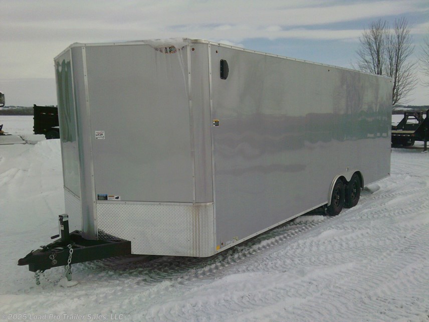 New 2025 H&H H10124FTCHV-100 8.5X24 Flat Top Enclosed Trailer 9900K available in Clarinda, Iowa