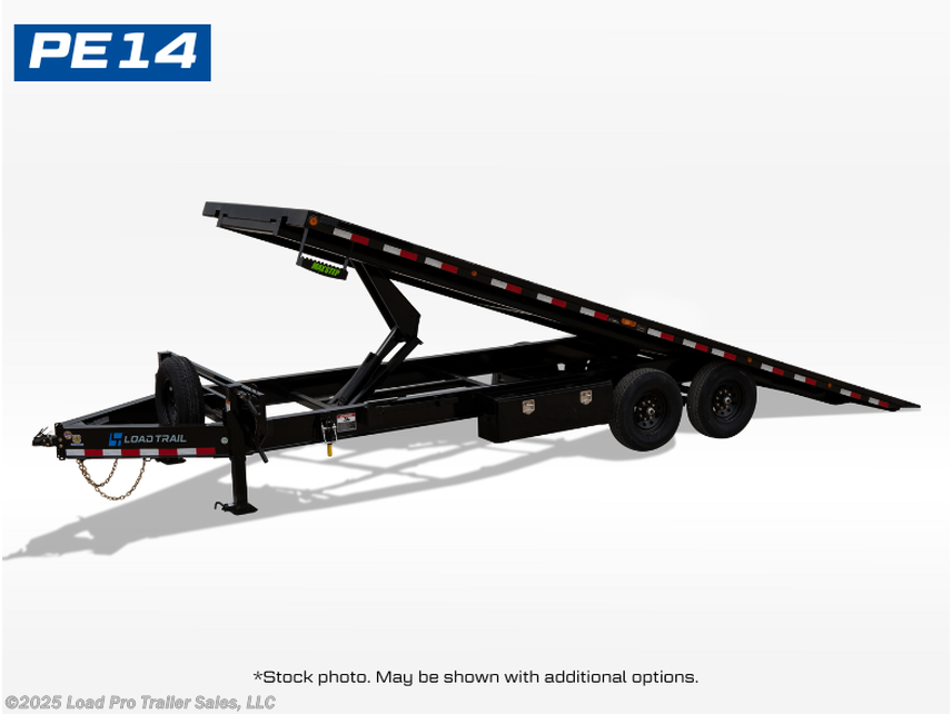 New 2025 Load Trail PE 102X24 Tandem Pintle Hook Equipment Tilt Deck 14K available in Clarinda, Iowa