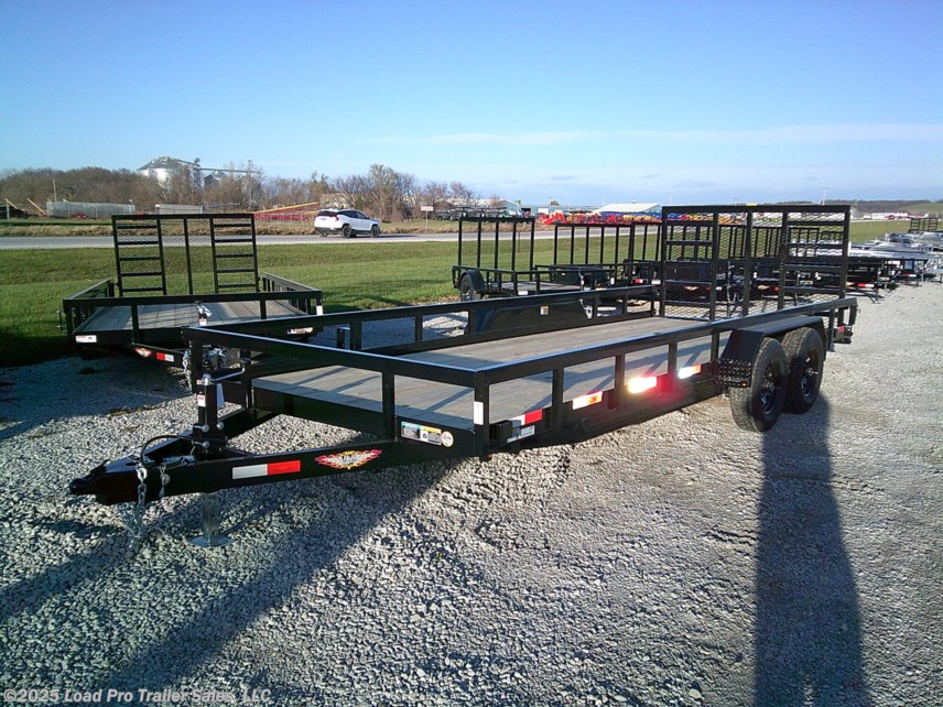 New 2025 H&H H8220HTRS-100 82X20 Heavy Duty Rail Side Landscape Trailer 9900K available in Clarinda, Iowa