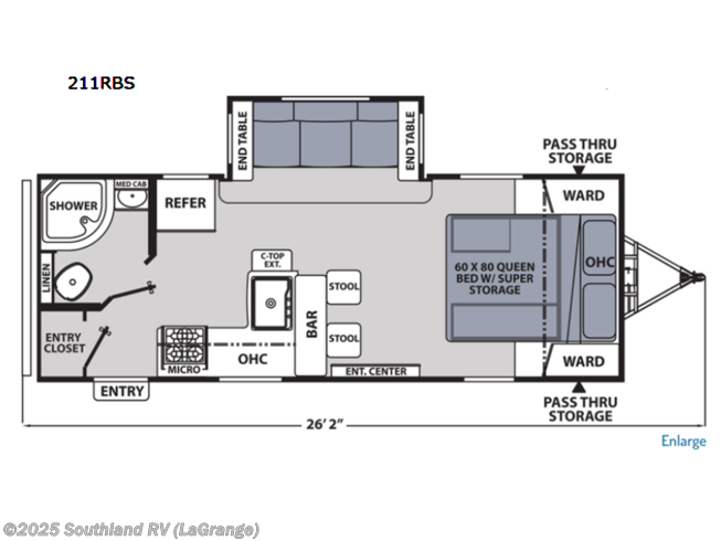 New 2023 Coachmen Apex Ultra-Lite 211RBS available in LaGrange, Georgia