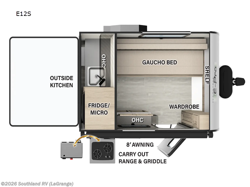 2024 Forest River Flagstaff E-Pro E12S - Used Travel Trailer For Sale by Southland RV in LaGrange, Georgia