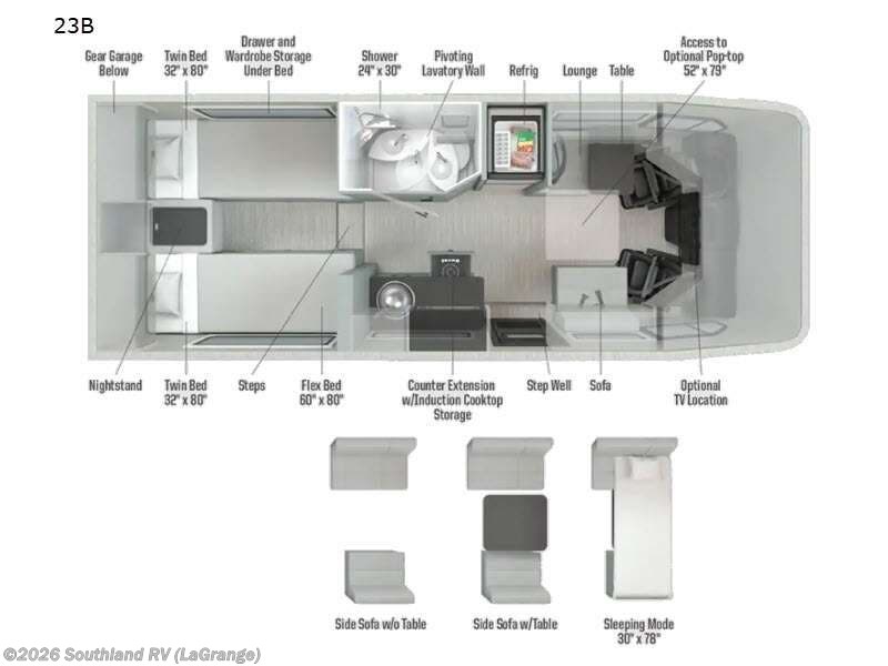 2027 Winnebago Ekko Sprinter 23B - New Class C For Sale by Southland RV in LaGrange, Georgia