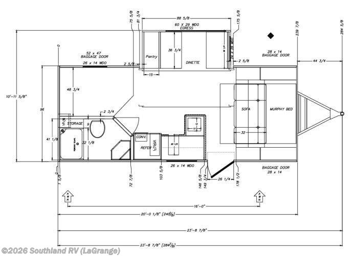 2027 Modern Buggy Trailers Hopper 3 - New Travel Trailer For Sale by Southland RV in LaGrange, Georgia