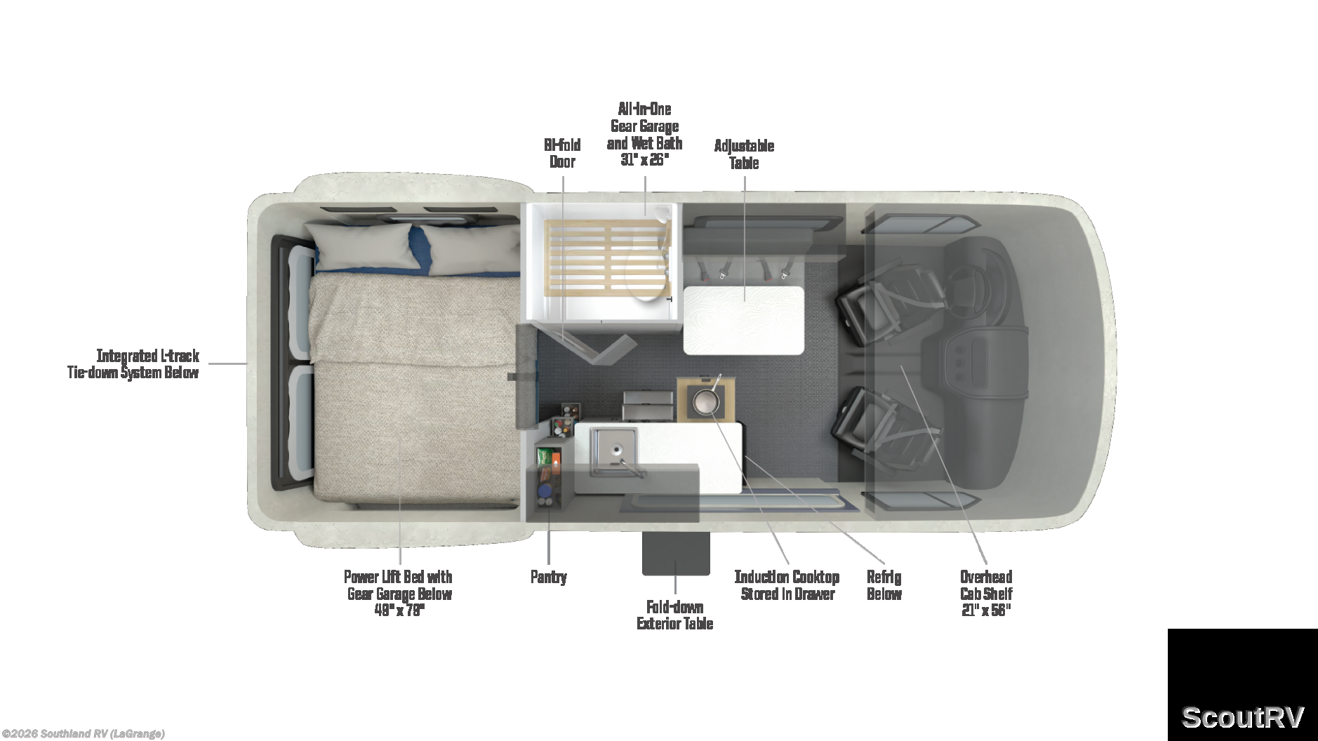 2027 Winnebago Revel 44EC - New Class B For Sale by Southland RV in LaGrange, Georgia