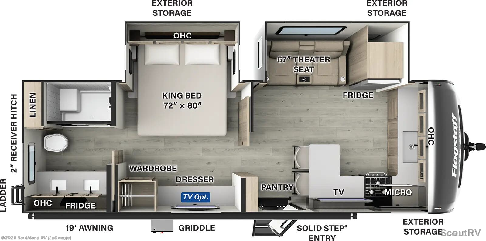 2026 Forest River Flagstaff Classic 826MBR - New Travel Trailer For Sale by Southland RV in LaGrange, Georgia