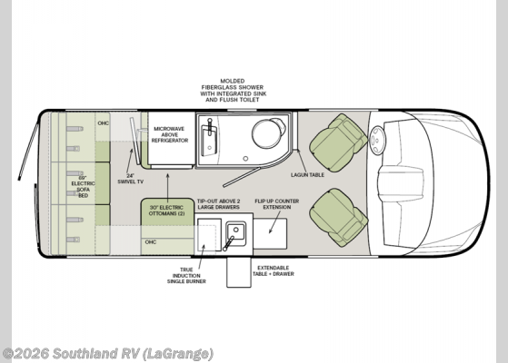 2026 Tiffin GT1 19 AG - New Class B For Sale by Southland RV in LaGrange, Georgia
