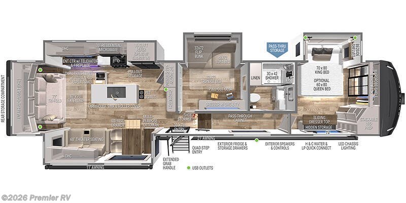 2026 Brinkley RV Model Z 3610 - New Fifth Wheel For Sale by Premier RV  in Blue Grass, Iowa