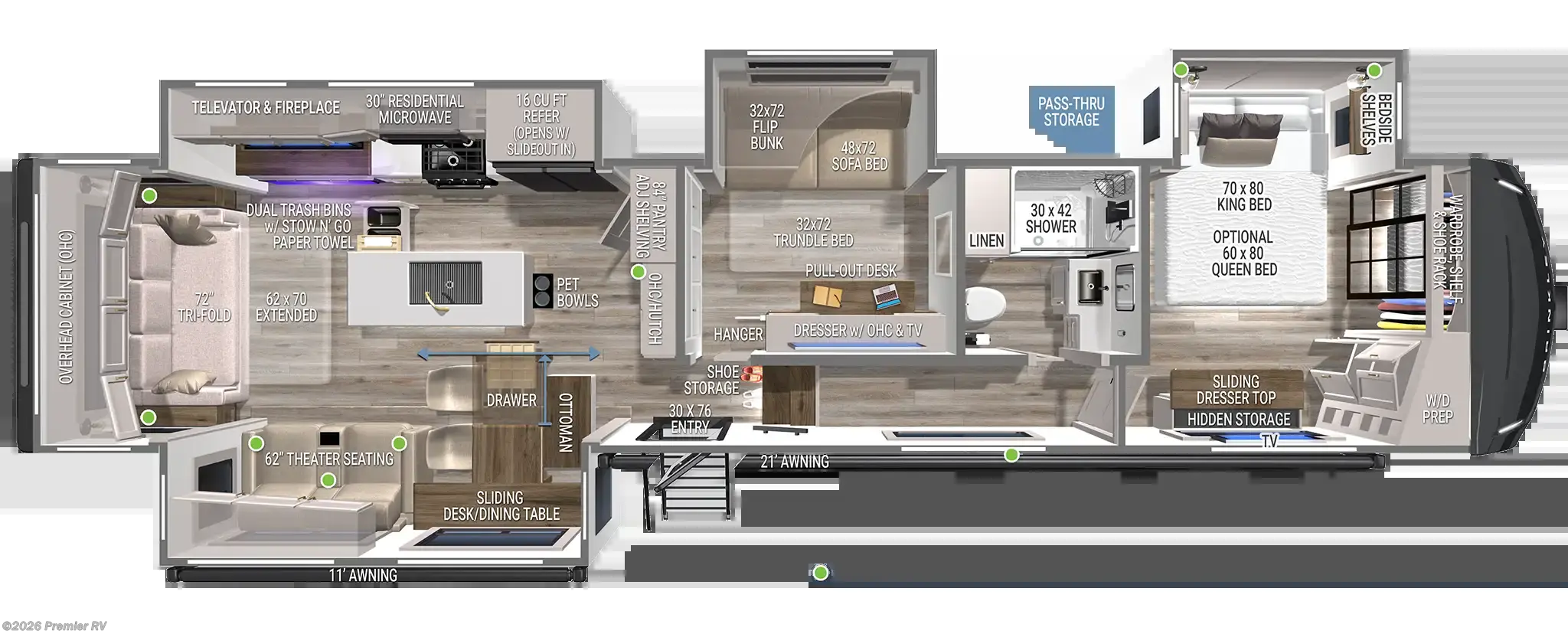 2026 Model Z 3610 by Brinkley RV from Premier RV  in Blue Grass, Iowa