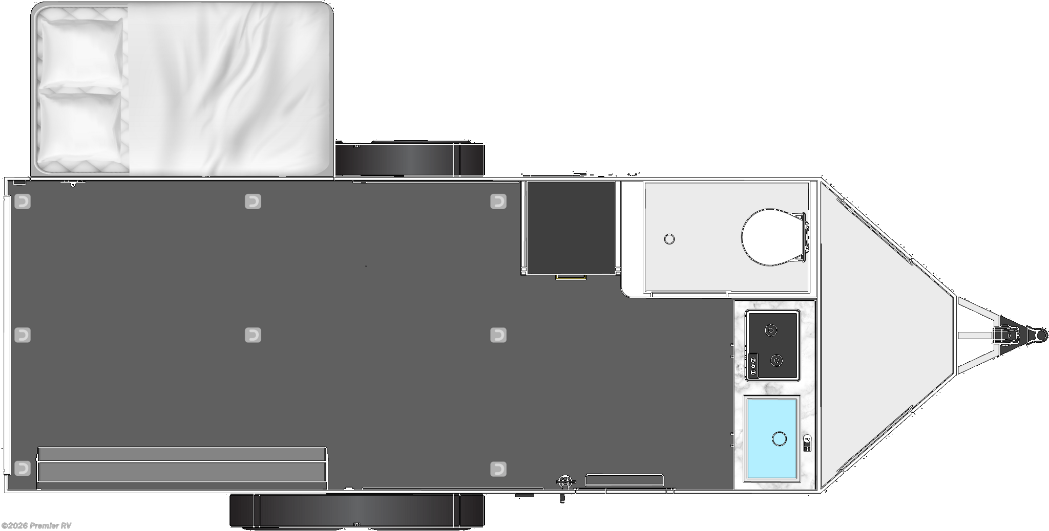 2026 inTech Black Wing 724-X - New Toy Hauler For Sale by Premier RV  in Blue Grass, Iowa