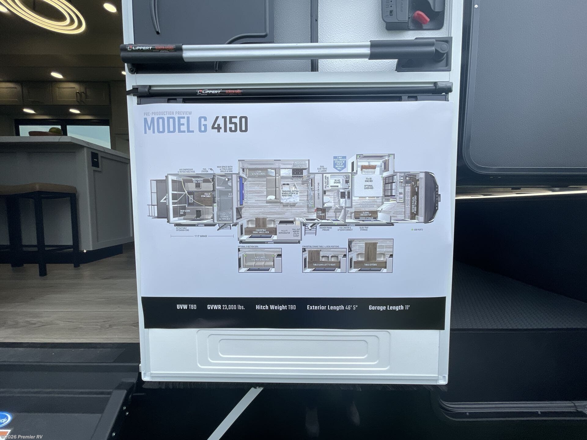 2026 Model G 4150 by Brinkley RV from Premier RV  in Blue Grass, Iowa