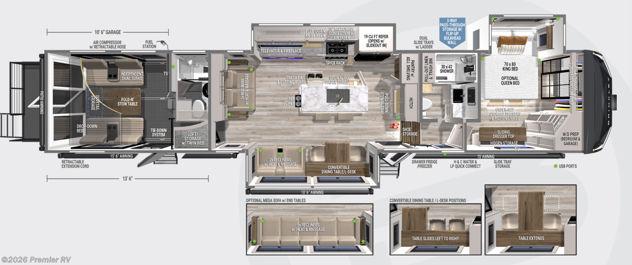 2026 Brinkley RV Model G 4170 - New Fifth Wheel For Sale by Premier RV  in Blue Grass, Iowa