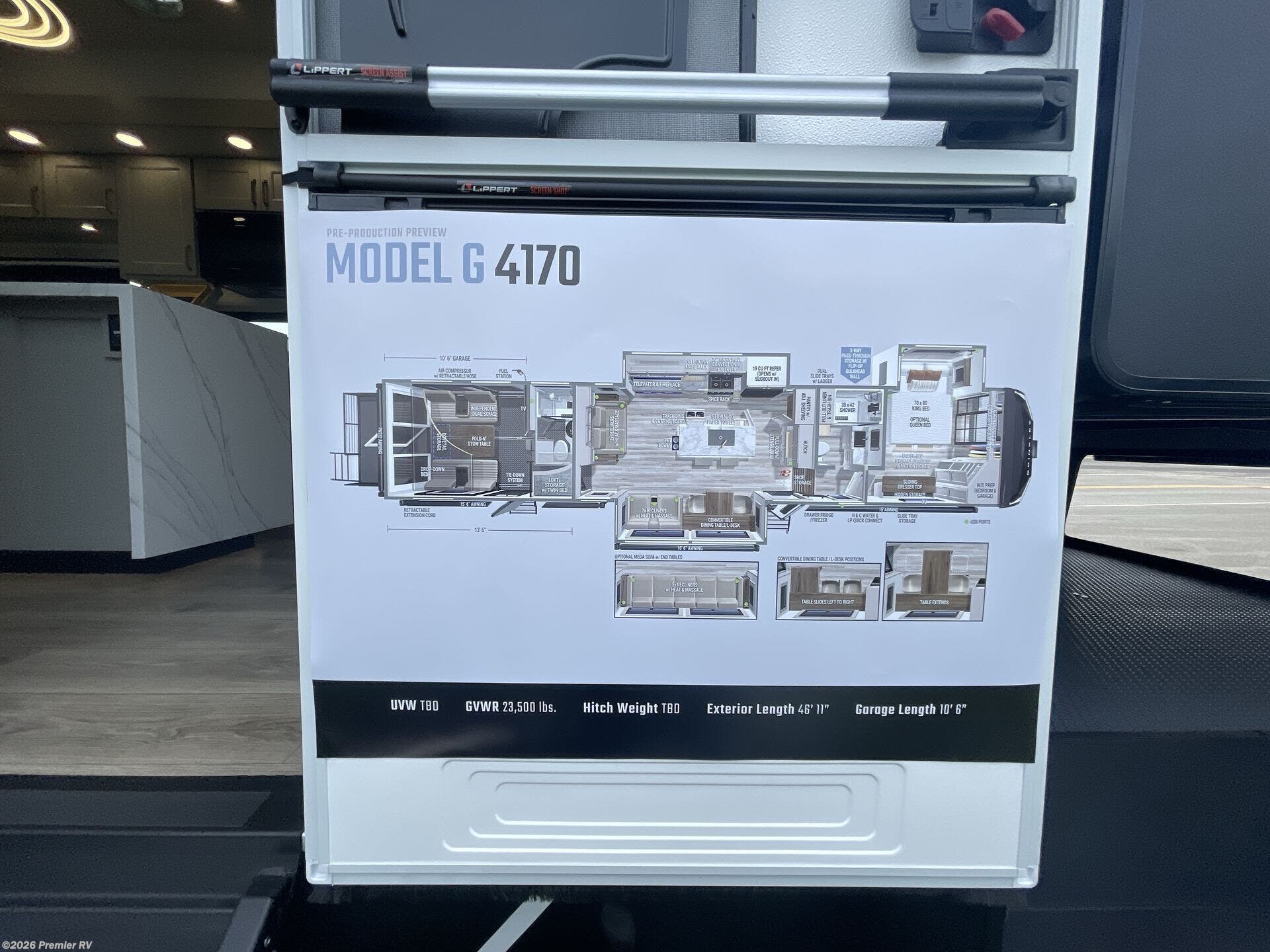 2026 Model G 4170 by Brinkley RV from Premier RV  in Blue Grass, Iowa