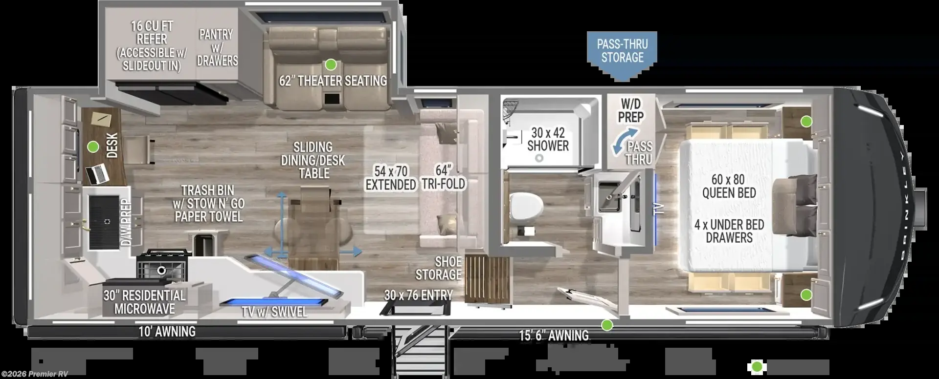 2026 Model Z 2680 by Brinkley RV from Premier RV  in Blue Grass, Iowa