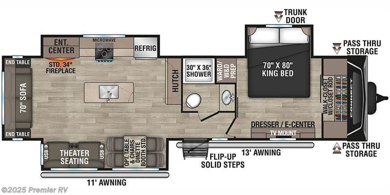 2026 Connect C313MK by K-Z from Premier RV  in Blue Grass, Iowa